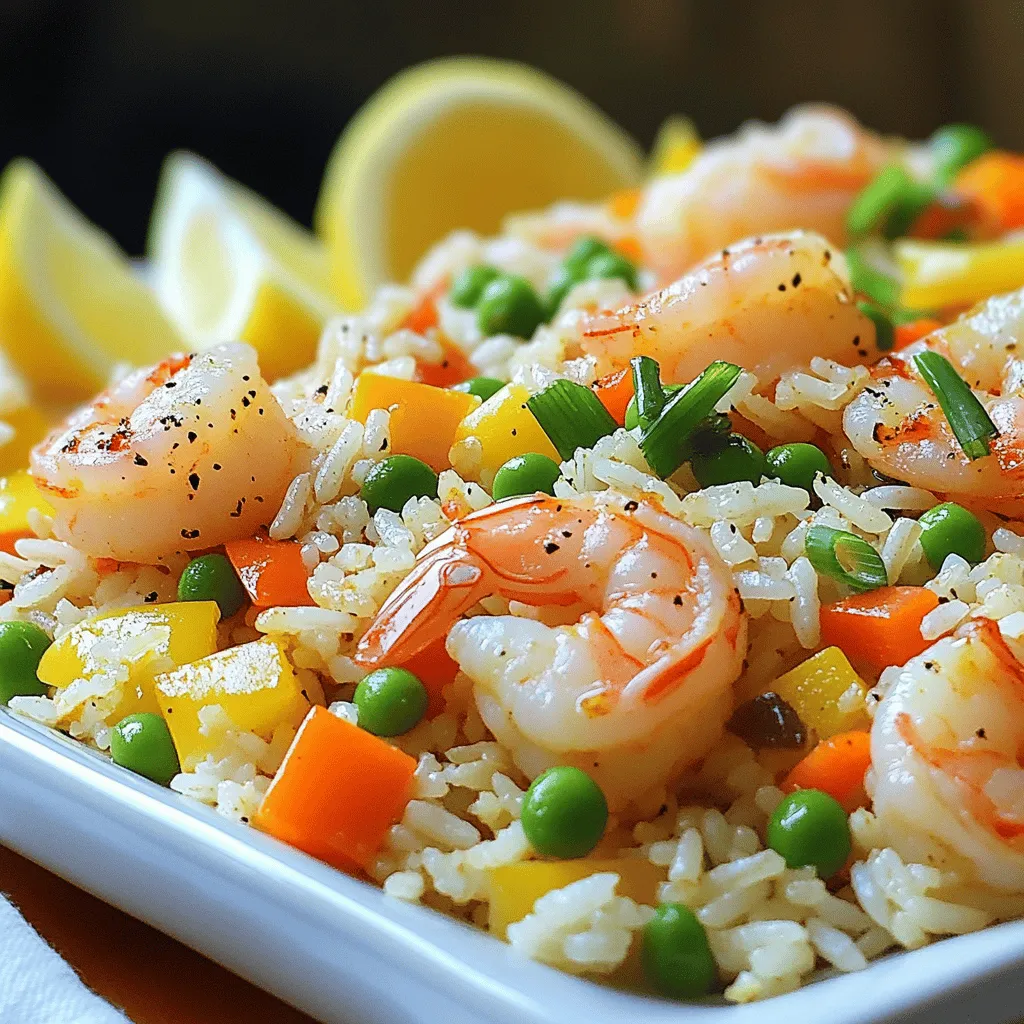 - 450 g Garnelen, geschält und entdarmt - 3 Tassen gekochter Jasminreis (am besten vom Vortag) - 1 mittlere Zwiebel, gewürfelt Die Hauptzutaten sind wichtig für unseren Cajun Shrimp Fried Rice. Garnelen bringen einen tollen Geschmack. Der Jasminreis sorgt für die perfekte Textur. Zwiebeln fügen eine süße Note hinzu. Diese Mischung macht das Gericht besonders lecker. - 2 Esslöffel Cajun-Gewürzmischung - 2 Esslöffel Sojasauce - 1 Esslöffel Olivenöl Gewürze sind das Herzstück dieses Rezepts. Cajun-Gewürzmischung bringt Wärme und Tiefe. Sojasauce fügt Umami hinzu und macht es würzig. Olivenöl hilft, alles gut zu braten und gibt einen leichten Geschmack. Diese Kombination macht jedes Bissen besonders. - 1 Paprika, gewürfelt (rot oder grün) - 1 Tasse gefrorene Erbsen und Karotten-Mischung - 2 Frühlingszwiebeln, in Ringe geschnitten (zur Garnitur) Gemüse bringt Farbe und Nährstoffe. Paprika gibt Süße und Knackigkeit. Erbsen und Karotten sind einfach zu verwenden und schmecken gut. Frühlingszwiebeln sind perfekt zum Garnieren. Sie sorgen für einen frischen Kick. Sie können das Gemüse nach Belieben anpassen. Wenn Sie mehr über die Zubereitung erfahren möchten, schauen Sie sich das Full Recipe an. Um die Garnelen lecker zu machen, marinieren wir sie mit Cajun-Gewürz. Nimm eine Schüssel und gib die geschälten Garnelen hinein. Füge die Hälfte der Cajun-Gewürzmischung hinzu. Mische alles gut, bis die Garnelen gleichmäßig bedeckt sind. Lass sie für etwa 15 Minuten ruhen. So nehmen sie die Gewürze gut auf. Jetzt kommt das Gemüse dran. Erhitze Olivenöl in einer großen Pfanne oder einem Wok bei mittlerer Hitze. Zuerst die gewürfelte Zwiebel und die Paprika hinzufügen. Brate sie für etwa 3 bis 4 Minuten an. Sie sollten weich werden. Dann den gehackten Knoblauch hinzufügen und weiter braten, bis er duftet. Das dauert etwa eine Minute. Achte darauf, die Hitze nicht zu hoch zu stellen, um das Gemüse nicht zu verbrennen. Jetzt ist es Zeit für die Garnelen. Schiebe das Gemüse zur Seite in der Pfanne. Gib die marinierten Garnelen in die Pfanne. Brate sie für 2 bis 3 Minuten auf jeder Seite. Sie sollten rosa und undurchsichtig werden. Nimm die Garnelen dann aus der Pfanne und lege sie beiseite. Im gleichen Wok fügst du jetzt den gekochten Reis hinzu. Verwende einen Spatel, um Klumpen aufzulösen. Brate den Reis für etwa 4 bis 5 Minuten. Er sollte warm und leicht knusprig sein. Für das komplette Rezept schaue dir die [Full Recipe] an. Um perfekte Garnelen zu erhalten, achte auf die Garzeit. Garnelen brauchen nur 2-3 Minuten pro Seite. Überkoche sie nicht, sonst werden sie gummiartig. Frische Garnelen sind oft besser, aber gefrorene funktionieren auch gut. Wenn du gefrorene Garnelen nimmst, tau sie vorher auf. So schmecken sie gleich gut. Verwende am besten restlichen Reis für dieses Gericht. Kalter Reis ist ideal, da er weniger klebt. Wenn du frischen Reis verwendest, lasse ihn etwas abkühlen. Um Klumpen zu vermeiden, brate den Reis in einer heißen Pfanne. Schiebe ihn mit einem Spatel herum, sodass er gleichmäßig bräunt. Du kannst die Gewürzmengen anpassen, um den Cajun-Geschmack zu verstärken. Mehr Cajun-Gewürz gibt mehr Wärme und Tiefe. Füge auch zusätzliche Zutaten hinzu, wie grüne Chilis oder mehr Gemüse. Dies sorgt für mehr Geschmack und Abwechslung. Experimentiere ruhig, um dein perfektes Gericht zu finden. Für das vollständige Rezept, schau dir die [Full Recipe] an. {{image_4}} Du kannst viele verschiedene Gemüsesorten in Cajun Shrimp Fried Rice verwenden. Zum Beispiel passen Brokkoli, Zucchini oder grüne Bohnen gut. Die Auswahl hängt von den Saisonangeboten ab. Frisches Gemüse hat oft mehr Geschmack. Damit kannst du dein Gericht anpassen und gesünder gestalten. Wenn du Garnelen nicht magst, probiere Hähnchen oder Tofu. Hähnchen gibt einen anderen, aber leckeren Geschmack. Tofu ist eine tolle vegane Option. Er nimmt den Geschmack der Gewürze gut auf. So wird jeder glücklich mit dem Essen! Möchtest du mehr Schärfe? Füge scharfe Soßen oder frische Peperoni hinzu. Du kannst auch die Cajun-Gewürzmischung erhöhen. Wenn du es milder magst, reduziere einfach die Menge. So bleibt der Geschmack super, ganz nach deinem Wunsch. Um die Reste von Cajun Shrimp Fried Rice frisch zu halten, lege sie in einen luftdichten Behälter. Stelle sicher, dass der Behälter gut verschlossen ist. So bleiben die Aromen erhalten. Im Kühlschrank halten sich die Reste etwa 3 bis 4 Tage. Überprüfe immer das Essen, bevor du es isst. Bei einem unangenehmen Geruch solltest du es wegwerfen. Um Cajun Shrimp Fried Rice einzufrieren, lass ihn zuerst abkühlen. Lege dann Portionen in Gefrierbeutel. Drücke die Luft heraus und verschließe sie gut. So kannst du ihn bis zu 2 Monate aufbewahren. Zum Auftauen lege die Beutel über Nacht in den Kühlschrank. Um ihn wieder aufzuwärmen, erhitze ihn in einer Pfanne bei mittlerer Hitze. Füge etwas Öl hinzu, wenn er zu trocken ist. Rühre gut um, bis alles heiß ist. So bleibt der Reis lecker und frisch. Um Cajun Shrimp Fried Rice zu machen, folge diesen Schritten: 1. Garnelen marinieren: Mische die Garnelen mit Cajun-Gewürz. Lass sie 15 Minuten ruhen. 2. Gemüse anbraten: Erhitze Olivenöl. Brate Zwiebel und Paprika 3-4 Minuten an, bis sie weich sind. Füge Knoblauch hinzu und brate eine weitere Minute. 3. Garnelen anbraten: Schiebe das Gemüse zur Seite. Brate die Garnelen 2-3 Minuten auf jeder Seite, bis sie rosa sind. 4. Reis braten: Gib den gekochten Reis in die Pfanne. Brate ihn 4-5 Minuten, bis er warm und leicht knusprig ist. 5. Zutaten kombinieren: Füge gefrorene Erbsen, Butter, die restliche Cajun-Gewürzmischung und Sojasauce hinzu. Mische alles gut. 6. Garnelen zurückgeben: Gib die Garnelen zurück in die Pfanne. Mische alles, bis es warm ist. 7. Fertigstellen: Garniere mit Frühlingszwiebeln. Serviere mit Zitronenschnitzen für zusätzlichen Geschmack. Wenn du keinen Jasminreis hast, nutze Basmati oder Langkornreis. Diese Reisarten haben ähnliche Eigenschaften. Koche den Reis wie gewohnt. Lass ihn abkühlen, bevor du ihn anbrätst. Du kannst auch Quinoa oder Bulgur verwenden. Diese Optionen geben dir eine andere Textur und Geschmack. Ja, du kannst Cajun Shrimp Fried Rice vegan machen. Ersetze die Garnelen durch Tofu oder Tempeh. Mische sie mit der Cajun-Gewürzmischung und brate sie an. Verwende dann Gemüsebrühe anstelle von Butter. Achte darauf, dass die Sojasauce vegan ist. Füge mehr Gemüse wie Brokkoli oder Zucchini hinzu, um den Geschmack zu erweitern. Cajun Garnelen gebratener Reis ist einfach und lecker. Wir haben die Hauptzutaten wie Garnelen, Reis und Gemüse besprochen. Du kannst mit Gewürzen spielen, um den Geschmack zu verbessern. Tipps zu Garzeiten und Variationen helfen dir, das Gericht anzupassen. Denk daran, Reste richtig aufzubewahren, um sie frisch zu halten. Bereite dir heute dieses Gericht zu und genieße es! Du wirst erstaunt sein, wie vielseitig und schmackhaft es ist.