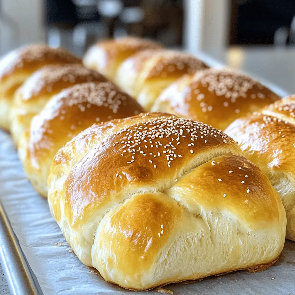 Für die perfekten Brioche-Brötchen benötigst du: - 4 Tassen Weizenmehl (allzweck) - 1/2 Tasse Zucker - 1 Teelöffel Salz - 2 1/4 Teelöffel Trockenhefe (1 Packung) - 1/2 Tasse warme Milch (ca. 43°C) Diese Zutaten bilden die Basis. Das Weizenmehl gibt den Brötchen Struktur. Zucker sorgt für die Süße und das Salz hebt den Geschmack. Trockenhefe lässt den Teig aufgehen. Warme Milch aktiviert die Hefe und macht den Teig geschmeidig. Zusätzlich brauchst du: - 4 große Eier, Zimmertemperatur - 1/2 Tasse ungesalzene Butter, weich - 1 Ei (für die Eiwäsche) - Sesam oder Mohn (optional, zum Bestreuen) Die Eier geben dem Teig Feuchtigkeit und helfen beim Aufgehen. Die Butter sorgt für einen reichen Geschmack und eine zarte Textur. Die Eiwäsche verleiht den Brötchen eine schöne goldene Farbe. Mit Sesam oder Mohn kannst du die Brötchen optisch und geschmacklich aufpeppen. Wenn du die Zutaten nach dem [Full Recipe] kombinierst, wirst du köstliche Brioche-Brötchen zaubern. Um die Hefe zu aktivieren, kombiniere warme Milch und Trockenhefe. Lass die Mischung etwa 5 bis 10 Minuten stehen. Sie wird schaumig. Das zeigt, dass die Hefe aktiv ist. Jetzt vermenge die trockenen Zutaten in einer großen Schüssel. Nimm Weizenmehl, Zucker und Salz. Mische alles gut miteinander. So sorgt du für einen gleichmäßigen Geschmack. Führe nun die Teigzutaten zusammen. Mach eine Vertiefung in die trockenen Zutaten. Füge die schaumige Hefemischung, Eier und weiche Butter hinzu. Mixe alles gut. Der Teig wird bald weich. Transferiere den Teig auf eine bemehlte Fläche. Knete ihn für etwa 10 Minuten. Der Teig sollte glatt und elastisch werden. Leg ihn dann in eine gefettete Schüssel. Decke die Schüssel ab und lass den Teig 1 bis 2 Stunden gehen. Er sollte sich verdoppeln. Sobald der Teig aufgegangen ist, drücke ihn sanft zusammen. Teile den Teig in 12 gleichmäßige Stücke. Forme jedes Stück zu einer Kugel. Platziere die Teigkugeln auf ein Backblech mit Backpapier. Lass genügend Platz zwischen den Kugeln. Decke die Brötchen mit einem Küchentuch ab. Lass sie 30 bis 45 Minuten gehen, bis sie aufgebläht sind. In dieser Zeit kannst du deinen Ofen auf 190°C vorheizen. Nun sind deine Brötchen bereit für das Backen. Pinsel sie mit einer Eiwäsche ein. Streue nach Wunsch Sesam oder Mohn darüber. Backe die Brötchen 15 bis 20 Minuten. Sie sind fertig, wenn sie goldbraun sind. Für das komplette Rezept schau dir die [Full Recipe] an. Um perfekte Brioche-Brötchen zu backen, ist die Temperatur sehr wichtig. Achten Sie darauf, dass die warme Milch nicht zu heiß ist. Sie sollte etwa 43°C haben. Diese Temperatur hilft der Hefe, aktiv zu werden. Lassen Sie den Teig an einem warmen Ort gehen. Ein warmer Raum hilft, die Hefe schnell zu aktivieren. Für einen optimalen Teig nutze ich meine Hände. Kneten Sie den Teig etwa 10 Minuten lang. Der Teig sollte glatt und elastisch sein. Wenn er sich gut anfühlt, sind Sie auf dem richtigen Weg. Ein häufiges Problem ist zu klebriger Teig. Wenn das passiert, fügen Sie etwas mehr Mehl hinzu. Seien Sie vorsichtig, nicht zu viel Mehl zu verwenden. Zu viel kann die Brötchen hart machen. Um die Hefewirkung zu überprüfen, schauen Sie nach Schaum. Nach 5 bis 10 Minuten sollte die Hefe schäumen. Wenn nicht, könnte die Hefe alt sein oder die Milch zu heiß gewesen sein. In diesem Fall sollten Sie eine neue Mischung vorbereiten. Diese Tipps helfen Ihnen, köstliche Brioche-Brötchen zu backen. Für das vollständige Rezept, schauen Sie sich das [Full Recipe] an. {{image_4}} Einfache Brioche-Brötchen bieten viel Raum für Kreativität. Du kannst verschiedene Kräuter oder Gewürze hinzufügen. Zum Beispiel, frischer Rosmarin oder Thymian geben den Brötchen einen tollen Geschmack. Du kannst auch Knoblauchpulver oder Paprika verwenden. Die Toppings sind ebenfalls wichtig. Du kannst Sesam oder Mohn auf die Brötchen streuen. Diese kleinen Samen geben zusätzlichen Crunch und Geschmack. Du kannst auch Käse oder getrocknete Tomaten verwenden. Die Auswahl ist riesig und macht deine Brötchen einzigartig. Für eine süßere Variante kannst du Schokolade hinzufügen. Breche kleine Stücke Zartbitterschokolade in den Teig. So werden deine Brötchen zu einem echten Genuss. Eine herzhaft gefüllte Variante ist auch eine tolle Idee. Du kannst die Brötchen mit Käse und Schinken füllen. Oder probiere eine Mischung aus Spinat und Feta. Diese Abwandlungen bringen Abwechslung auf den Tisch und sind perfekt für jede Gelegenheit. Für das komplette Rezept kannst du den Full Recipe Link nutzen. Um die Brioche-Brötchen frisch zu halten, bewahre sie in einem luftdichten Behälter auf. Ein guter Ort ist der Küchentisch oder die Küche. Vermeide direkte Sonneneinstrahlung und Feuchtigkeit. So bleiben die Brötchen weich und lecker. Sie sind für etwa 2 bis 3 Tage haltbar. Nach dieser Zeit könnten sie trocken werden, aber sie bleiben essbar. Um Brioche-Brötchen einzufrieren, lasse sie zuerst vollständig abkühlen. Wickele jedes Brötchen in Frischhaltefolie ein und lege sie in einen Gefrierbeutel. So bleibt die Frische besser erhalten. Zum Auftauen, nimm die Brötchen aus dem Gefrierfach und lasse sie bei Raumtemperatur stehen. Dies dauert etwa 1 bis 2 Stunden. Um die beste Textur zu erhalten, erwärme die Brötchen kurz im Ofen. Erwärme sie bei 160°C für 5 bis 10 Minuten. So schmecken sie fast wie frisch gebacken! Für die besten Ergebnisse, genieße sie innerhalb von 2 bis 3 Monaten. Die Zubereitung der Brioche-Brötchen dauert insgesamt etwa drei Stunden. Die Vorbereitung nimmt rund 30 Minuten in Anspruch. Danach braucht der Teig eine Gehzeit von 1 bis 2 Stunden. Diese Zeit ist wichtig, damit die Hefe arbeiten kann. Das Backen der Brötchen dauert 15 bis 20 Minuten. Es ist wichtig, den Ofen rechtzeitig vorzuheizen. Ja, Sie können die Brötchen ohne Ei zubereiten. Es gibt viele Ei-Ersatzoptionen. Zum Beispiel können Sie Apfelmus verwenden. Eine viertel Tasse Apfelmus ersetzt ein Ei gut. Auch zerdrückte Banane funktioniert. Verwenden Sie eine halbe Banane für ein Ei. Pflanzenmilch mit etwas Stärke ist auch eine gute Wahl. Diese Alternativen sorgen für eine feuchte Textur. Brioche-Brötchen sind sehr vielseitig. Sie passen gut zu vielen Beilagen. Für Dips empfehle ich Knoblauchbutter oder Kräuterbutter. Diese geben den Brötchen einen tollen Geschmack. Marmelade oder Honig sind süße Optionen. Auch Aufstriche wie Frischkäse oder Avocado passen gut. Wenn Sie etwas Herzhaftes möchten, probieren Sie Hummus oder Pesto. Zusammenfassend haben wir die wichtigsten Zutaten für Brioche-Brötchen besprochen. Du hast gelernt, wie man den Teig vorbereitet, knetet und die Brötchen formt. Unsere Tipps helfen dir, perfekte Brötchen zu backen und häufige Probleme zu lösen. Du kannst auch kreativ werden mit Variationen und verschiedenen Aromen. Lagere die Brötchen gut, um ihre Frische zu bewahren. Jetzt bist du bereit, loszulegen und deine eigenen leckeren Brioche-Brötchen zu machen!