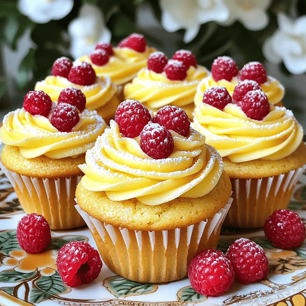 Für die himmlischen Himbeer-Zitronen Cupcakes benötigen Sie eine handvoll einfacher Zutaten. Hier sind die Hauptzutaten: - 1 ½ Tassen Allzweckmehl - 1 Tasse Kristallzucker - ½ Tasse ungesalzene Butter, weich - 2 große Eier - ½ Tasse Buttermilch - 2 Esslöffel Zitronenzesten - 1 Esslöffel Zitronensaft - 1 Teelöffel Vanilleextrakt - 1 Teelöffel Backpulver - ½ Teelöffel Natron - ¼ Teelöffel Salz - 1 Tasse frische Himbeeren Diese Zutaten sorgen für einen saftigen und leckeren Cupcake. Die Kombination aus Himbeeren und Zitrone bringt frische Aromen. Das Frosting ist das Tüpfelchen auf dem i. Um die Zitronen-Buttercreme herzustellen, verwenden Sie: - 1 Tasse ungesalzene Butter, weich - 3–4 Tassen Puderzucker - 2 Esslöffel Zitronensaft - 1 Esslöffel Zitronenzesten - Eine Prise Salz - Frische Himbeeren zum Garnieren Dieses Frosting hat eine tolle Konsistenz. Der Zucker verbindet sich gut mit der Butter und dem Zitronensaft. Falls Sie eine andere Note wünschen, probieren Sie diese Alternativen: - Ersetzen Sie die Himbeeren durch Erdbeeren oder Blaubeeren. - Verwenden Sie Mandelmilch statt Buttermilch für eine laktosefreie Version. - Fügen Sie Zitronenextrakt für mehr Zitronen Geschmack hinzu. Diese Optionen passen gut zu den Grundzutaten. Sie können Ihre Cupcakes anpassen und neue Geschmäcker entdecken. Für das vollständige Rezept schauen Sie sich die Anleitung an. Heize deinen Ofen auf 175 °C vor. Lege ein Cupcake-Blech mit Papierförmchen aus. Diese Förmchen helfen, die Cupcakes leicht herauszunehmen und sorgen für eine schöne Form. Achte darauf, dass die Förmchen gut im Blech sitzen. In einer großen Schüssel mische die weiche Butter und den Kristallzucker. Benutze einen Handmixer, um die Mischung hell und luftig zu schlagen. Das dauert etwa drei bis vier Minuten. Schlage dann die Eier einzeln ein und rühre gut um. Füge die Buttermilch, Zitronenzesten, Zitronensaft und den Vanilleextrakt hinzu. Mische alles gut. In einer anderen Schüssel vermenge das Mehl, Backpulver, Natron und Salz. Füge die trockenen Zutaten langsam zur feuchten Mischung hinzu. Rühre vorsichtig, bis alles gut vermischt ist. Nehme die frischen Himbeeren, und hebe sie vorsichtig unter den Teig. Achte darauf, dass du sie nicht zerdrückst. Verteile den Teig gleichmäßig auf die Förmchen. Fülle jedes Förmchen etwa zu zwei Dritteln. Backe die Cupcakes 18 bis 20 Minuten lang. Prüfe mit einem Zahnstocher, ob sie fertig sind. Der Zahnstocher sollte sauber herauskommen. Nehme die Cupcakes aus dem Ofen und lasse sie fünf Minuten im Blech abkühlen. Danach lege sie auf ein Kuchengitter, damit sie vollständig abkühlen können. Sobald die Cupcakes abgekühlt sind, kannst du mit dem Frosting beginnen. Für das vollständige Rezept schaue bei [Full Recipe]. Um perfekte Cupcakes zu backen, beginne mit Zimmertemperatur für alle Zutaten. Butter und Eier sollten warm sein. Das hilft beim Aufgehen. Verwende frische Backpulver und Natron. Diese sorgen für das richtige Volumen. Fülle die Förmchen nicht ganz. Zwei Drittel sind ideal, damit sie aufgehen können. Für das Frosting ist die Konsistenz wichtig. Beginne mit weicher Butter. Schlage sie gut durch, bis sie cremig ist. Füge den Puderzucker nach und nach hinzu. Mische weiter, bis alles gut verbunden ist. Ist das Frosting zu dick? Füge einen Teelöffel Milch hinzu. So erhältst du die richtige Spritzkonsistenz. Die Dekoration macht viel aus. Garnieren kannst du die Cupcakes mit frischen Himbeeren. Ein Hauch Puderzucker sorgt für Eleganz. Arrangiere die Cupcakes auf einer schönen Platte. Ein paar Minzespitzen geben einen frischen Akzent. So werden sie zum Blickfang auf jedem Tisch. Für das komplette Rezept schau dir die [Full Recipe] an. {{image_4}} Für glutenfreie Himbeer-Zitronen-Cupcakes verwende ich eine Mischung aus glutenfreiem Mehl. Oft mische ich Reis- und Mandelmehl für beste Ergebnisse. Wenn du vegane Cupcakes machen möchtest, ersetze die Eier mit Apfelmus oder Chiasamen. Verwende auch pflanzliche Butter und pflanzliche Milch. Diese Alternativen machen die Cupcakes genauso lecker und fluffig. Du kannst die Himbeeren durch andere Früchte ersetzen. Erdbeeren oder Heidelbeeren passen gut zu Zitronen. Mische die Früchte direkt in den Teig oder verwende sie als Topping. Für ein fruchtiges Erlebnis sind auch Zitrusfrüchte wie Orange oder Limette eine tolle Idee. Experimentiere mit verschiedenen Kombinationen, um deinen eigenen Twist zu finden. Zucker kann auch durch Honig oder Ahornsirup ersetzt werden. Diese Süßstoffe bringen einen anderen Geschmack. Für einen besonderen Kick füge etwas Ingwer oder Minze hinzu. Diese Aromen passen gut zur frischen Zitrone. Du kannst auch Schokoladenstückchen oder Nüsse einmischen. So erhältst du eine knusprige Textur und einen neuen Geschmack. Für das vollständige Rezept, schau dir die Anleitung zu Himmlischen Himbeer-Zitronen Cupcakes an. Um die Frische der Himbeer-Zitronen Cupcakes zu bewahren, sollten Sie sie in einem luftdichten Behälter aufbewahren. Stellen Sie sicher, dass die Cupcakes vollständig abgekühlt sind, bevor Sie sie lagern. So vermeiden Sie, dass sie feucht werden. Ideal ist eine Lagerung bei Raumtemperatur. Dort bleiben die Cupcakes bis zu drei Tage frisch. Wenn Sie die Cupcakes länger aufbewahren möchten, können Sie sie einfrieren. Wickeln Sie jeden Cupcake einzeln in Frischhaltefolie. Danach legen Sie sie in einen Gefrierbeutel. So bleiben sie bis zu drei Monate haltbar. Zum Auftauen legen Sie die Cupcakes einfach bei Raumtemperatur für einige Stunden auf ein Kuchengitter. Die Haltbarkeit der Cupcakes hängt von der Lagerung ab. Bei richtiger Lagerung sind sie bei Raumtemperatur drei Tage frisch. Im Kühlschrank halten sie sich bis zu einer Woche. Achten Sie darauf, das Frosting nicht zu beschädigen, wenn Sie die Cupcakes lagern. Verwenden Sie die Full Recipe, um sicherzustellen, dass Sie die besten Ergebnisse erzielen. So genießen Sie jeden Bissen! Um die Cupcakes saftiger zu machen, gibt es ein paar Tricks. Verwenden Sie mehr Buttermilch. Fügen Sie etwas mehr Butter hinzu. Eine kleine Menge Apfelmus kann auch helfen. Diese Zutaten machen die Cupcakes feuchter und weicher. Mischen Sie die Zutaten nicht zu lange, um die Luftigkeit zu erhalten. Ein Geheimtipp ist, die Cupcakes nach dem Backen mit einem Zuckersirup zu tränken. So bleiben sie frisch und saftig. Wenn Sie keine Buttermilch haben, gibt es einfache Alternativen. Mischen Sie eine Tasse Milch mit einem Esslöffel Zitronensaft oder Essig. Lassen Sie es fünf Minuten stehen. Das macht die Milch sauer und funktioniert gut. Alternativ können Sie auch Joghurt oder saure Sahne verwenden. Verdünnen Sie sie mit etwas Wasser oder Milch, um die richtige Konsistenz zu erreichen. Diese Optionen geben den Cupcakes den gewünschten Geschmack und die Feuchtigkeit. Ja, Sie können die Himbeeren leicht ersetzen. Erdbeeren sind eine gute Wahl. Sie können auch Heidelbeeren oder Brombeeren verwenden. Diese Früchte passen gut zu Zitrone. Achten Sie darauf, die Früchte klein zu schneiden, um sie gleichmäßig zu verteilen. Wenn Sie andere Fruchtarten verwenden, testen Sie den Geschmack. Manchmal kann eine andere Frucht den Geschmack des Cupcakes verändern. Seien Sie kreativ und finden Sie Ihre Lieblingsfrucht! Die Cupcakes sind einfach zuzubereiten und passen zu vielen Anlässen. Wir haben die Hauptzutaten und die besten Tipps für perfekt aufgegangene Cupcakes besprochen. Auch das Zitronen-Buttercreme-Frosting und interessante Variationen fanden Platz. Denke daran, die richtigen Lagerungshinweise zu beachten, um die Frische zu sichern. Mit diesen Anleitungen wirst du leckere Cupcakes zaubern, die jeden begeistern. Lass deiner Kreativität freien Lauf und experimentiere mit verschiedenen Zutaten und Dekorationen. Viel Spaß beim Backen!