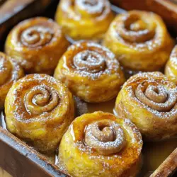 Um die besten Zimtrollen French Toast Bites zu machen, brauchst du einige einfache Zutaten. Hier sind die Hauptbestandteile: - 1 Dose (16 oz) gekühlte Zimtrollen - 4 große Eier - 1/2 Tasse Milch - 1 Teelöffel Vanilleextrakt - 1/2 Teelöffel gemahlener Zimt - 1/4 Tasse Ahornsirup (plus extra zum Servieren) - 2 Esslöffel Butter, zum Einfetten der Auflaufform - Optional: Puderzucker zum Bestäuben Diese Zutaten helfen dir, die süßen und herzhaften Aromen perfekt zu kombinieren. Die besten Zimtrollen für dieses Rezept sind die gekühlten, die du in jedem Supermarkt findest. Marken wie Pillsbury oder Annie's sind sehr beliebt. Sie sind weich und einfach zu verarbeiten. Wenn du frische Zimtrollen hast, sind diese auch eine tolle Wahl. Sie bringen einen zusätzlichen Frischekick in dein Gericht. Falls du nicht alle Zutaten hast, gibt es einige einfache Alternativen: - Statt Milch kannst du auch Mandelmilch oder Hafermilch verwenden. - Verwende einen pflanzlichen Joghurt anstelle von Eiern, um die Mischung zu binden. - Du kannst Honig oder Agavendicksaft anstelle von Ahornsirup nutzen. - Für eine glutenfreie Version wähle glutenfreie Zimtrollen. Diese Optionen ermöglichen es dir, das Rezept an deine Vorlieben und Bedürfnisse anzupassen. Die Zubereitungszeit für die Zimtrollen French Toast Bites beträgt nur 10 Minuten. Du kannst sie schnell und einfach machen. Heize deinen Ofen auf 190°C (375°F) vor. Fette eine 9x9 Zoll große Auflaufform mit Butter ein, damit die Bissen nicht kleben. Öffne die Dose mit den Zimtrollen und schneide jede Rolle in Viertel. Das macht es leicht, sie später zu mischen. In einer großen Schüssel verquirlst du die Eier, die Milch, den Vanilleextrakt, den gemahlenen Zimt und den Ahornsirup. Achte darauf, dass alles gut vermischt ist. Gib dann die geschnittenen Zimtrollen in die Eimischung und rühre vorsichtig um. Lass die Mischung für etwa 5 Minuten einweichen. So saugen die Rollen die Mischung auf und werden schön saftig. Übertrage die Zimtrollenstücke in die gefettete Auflaufform und gieße die restliche Eimischung gleichmäßig darüber. Backe die Mischung für 20-25 Minuten. Achte darauf, dass sie fest und goldbraun sind. Um die besten Ergebnisse zu erzielen, achte auf die Backzeit. Wenn du die Bissen zu lange backst, werden sie trocken. Wenn sie zu kurz gebacken werden, bleiben sie matschig. Lass die Form nach dem Backen für einige Minuten abkühlen. Optional kannst du die Bissen mit Puderzucker bestäuben, bevor du sie servierst. Ein zusätzlicher Schuss Ahornsirup macht sie noch köstlicher. Serviere die French Toast Bites warm, um den besten Geschmack zu genießen. Für die perfekte Präsentation, dekoriere sie mit frischen Beeren oder einer kleinen Schale mit Ahornsirup. Für das vollständige Rezept, sieh dir die [Full Recipe] an. Ein häufiges Problem ist, die Zimtrollen zu lange in der Eimischung einweichen zu lassen. Das führt dazu, dass sie matschig werden. Halte die Einweichzeit auf etwa fünf Minuten. Eine weitere Falle ist, die Temperatur nicht richtig einzustellen. Ein vorgeheizter Ofen ist wichtig. So backen die Bissen gleichmäßig und werden goldbraun. Um die Bissen knusprig zu machen, achte darauf, dass du die richtige Menge Eimischung verwendest. Zu viel Flüssigkeit kann sie weich machen. Verwende auch frische Zimtrollen, wenn möglich. Dies sorgt für einen besseren Geschmack. Wenn du die Bissen nach dem Backen kurz im Ofen lässt, bleiben sie warm und knusprig. Das Anrichten ist wichtig, um die Bissen schön zu präsentieren. Serviere die Zimtrollen French Toast Bites auf einem bunten Teller. Dekoriere mit frischen Beeren für einen Farbtupfer. Eine kleine Schale mit Ahornsirup macht das Ganze perfekt. Optional kannst du Puderzucker darüber streuen, um einen süßen Touch zu geben. Das sieht nicht nur gut aus, sondern schmeckt auch fantastisch! {{image_4}} Zimtrollen French Toast Bites bieten viele tolle Möglichkeiten. Du kannst sie mit verschiedenen Toppings versehen. Probiere frisches Obst wie Erdbeeren oder Himbeeren. Auch Nüsse oder Schokoladenstückchen passen gut. Eine Creme aus Frischkäse ist eine weitere leckere Option. Das sorgt für einen schönen Kontrast zu den süßen Zimtrollen. Für eine vegane Option kannst du pflanzliche Zimtrollen wählen. Nutze dann pflanzliche Milch und Eierersatz. Zum Beispiel eignen sich Leinsamen oder Apfelmus gut. Glutenfreie Zimtrollen sind auch eine tolle Wahl. So kannst du dieses Rezept an viele Bedürfnisse anpassen. Mit saisonalen Zutaten kannst du die Bissen neu erfinden. Im Herbst füge Kürbispüree und Gewürze hinzu. Im Winter sind Äpfel und Zimt eine tolle Kombination. Im Frühling kannst du frische Minze oder Zitrusfrüchte verwenden. Im Sommer passen Beeren und eine Prise Limette gut dazu. Diese Variationen machen die Zimtrollen French Toast Bites noch spannender. Du solltest die Full Recipe für die Basis verwenden und dann kreativ werden! Um die Zimtrollen French Toast Bites frisch zu halten, lasse sie zuerst abkühlen. Lege die Bissen in einen luftdichten Behälter. Stelle sicher, dass sie nicht übereinander liegen, um ein Festkleben zu vermeiden. Du kannst sie auch in Alufolie wickeln, um die Frische zu bewahren. Bewahre sie im Kühlschrank auf, wenn du sie innerhalb von ein paar Tagen essen möchtest. Wenn du die Reste wieder aufwärmen möchtest, gibt es einige einfache Methoden. Du kannst die Bissen in der Mikrowelle bei mittlerer Hitze erwärmen. Prüfe nach 30 Sekunden, ob sie warm sind. Alternativ kannst du sie im Ofen auf 175°C (350°F) für etwa 10 Minuten erwärmen. So werden sie schön knusprig. Du kannst auch einen Toaster verwenden, um sie leicht aufzuwärmen. Im Kühlschrank halten sich die Zimtrollen French Toast Bites etwa 3 bis 4 Tage. Wenn du sie länger aufbewahren möchtest, friere sie ein. Leg die Bissen in einen gefrierfesten Behälter oder in einen Gefrierbeutel. So bleiben sie bis zu 2 Monate frisch. Denke daran, sie vor dem Verzehr über Nacht im Kühlschrank auftauen zu lassen. Die gesamte Zubereitungszeit beträgt etwa 35 Minuten. Davon sind 10 Minuten für die Vorbereitung und 20-25 Minuten für das Backen nötig. So schnell hast du ein köstliches Gericht auf dem Tisch. Ja, du kannst die Zimtrollen am Vortag vorbereiten. Bereite die Eimischung und die geschnittenen Zimtrollen vor. Lege sie in die Auflaufform und stelle sie über Nacht in den Kühlschrank. Am nächsten Morgen backst du sie einfach, ohne viel Aufwand. Auf jeden Fall! Du kannst andere Rollen wie Schokoladen- oder Karamellrollen verwenden. Variiere die Aromen, um neue Geschmackserlebnisse zu schaffen. Trau dich, kreativ zu sein, um deinen Bissen einen besonderen Twist zu geben. Zimtrollen French Toast Bites sind ein einfaches, leckeres Rezept. Du hast die Hauptzutaten, die besten Zimtrollen und Ersatzmöglichkeiten entdeckt. Die Schritt-für-Schritt-Anleitung hilft dir bei der Zubereitung. Mit nützlichen Tipps vermeidest du häufige Fehler und hältst sie knusprig und saftig. Entdecke Variationen mit verschiedenen Toppings und Alternativen. Denke daran, die Reste richtig zu lagern, damit sie frisch bleiben. Probiere diese Bissen aus und genieße sie mit Freunden!