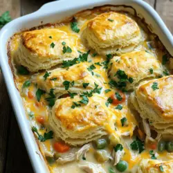 Einfache Chicken Pot Pie Casserole für jeden Anlass