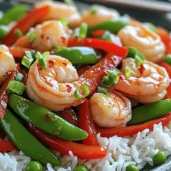 Minute Garlic Shrimp Stir-Fry Einfaches Rezept für Genuss
