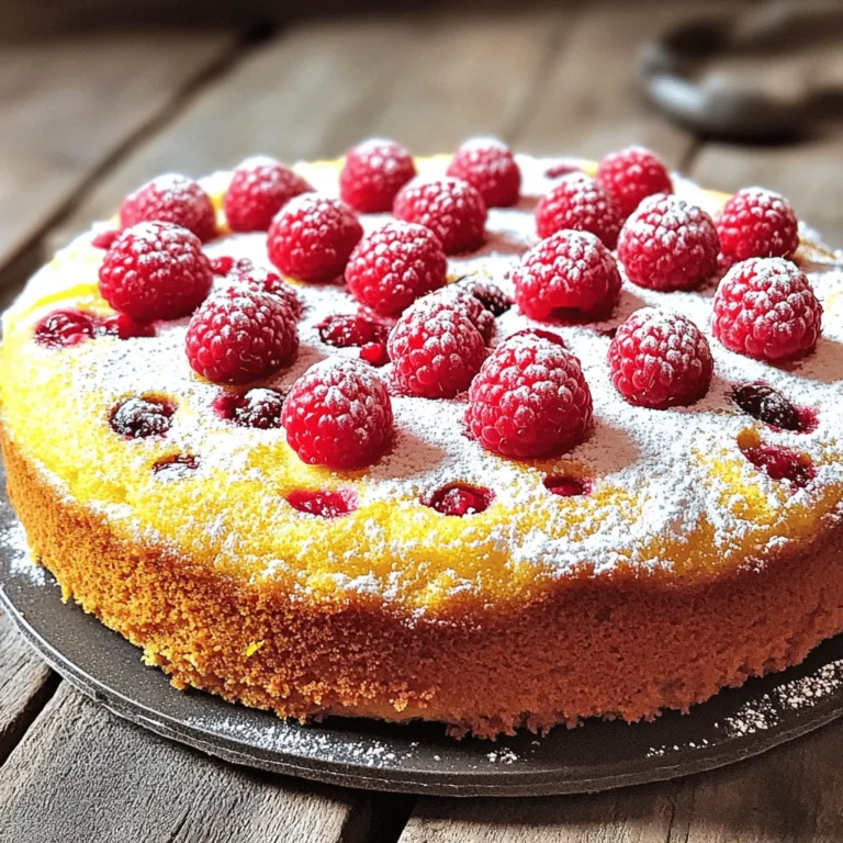 Für den perfekten Zitronen-Himbeer-Joghurtkuchen brauchst du: - 240 g griechischer Joghurt - 200 g Zucker - 3 große Eier - Schale von 1 Zitrone - 60 ml frischer Zitronensaft - 120 ml Pflanzenöl - 240 g Weizenmehl - 2 Teelöffel Backpulver - 1/2 Teelöffel Natron - 1/4 Teelöffel Salz - 150 g frische Himbeeren Diese Zutaten geben dem Kuchen eine tolle Frische und einen fruchtigen Geschmack. Der Joghurt macht ihn saftig. Die Himbeeren bringen Farbe und Süße. Für die Garnitur empfehle ich: - Puderzucker zum Bestäuben - Zusätzliche frische Himbeeren Diese Zutaten machen den Kuchen noch schöner und leckerer. Der Puderzucker sorgt für eine süße Note. Hast du Allergien? Hier sind einige Ersatzstoffe: - Ersetze den griechischen Joghurt durch Sojajoghurt. - Nutze Kokosöl statt Pflanzenöl. - Verwende glutenfreies Mehl anstelle von Weizenmehl. Diese Alternativen helfen dir, den Kuchen anzupassen. Du kannst auch andere Früchte verwenden, wenn du Himbeeren nicht magst. Probiere es aus! Du findest die vollständige Anleitung im Full Recipe. Zuerst heizen wir den Ofen auf 180 °C vor. Dies ist wichtig, damit der Kuchen gleichmäßig backt. Nimm eine runde Kuchenform von 23 cm und fette sie gut ein. Bestäube die Form mit etwas Mehl oder lege den Boden mit Backpapier aus. So bleibt der Kuchen nicht kleben. In einer großen Rührschüssel vermischst du 240 g griechischen Joghurt, 200 g Zucker und 3 große Eier. Nutze einen Schneebesen und rühre alles gut um. Die Mischung sollte glatt und gut verbunden sein. Dann füge die Schale von 1 Zitrone, 60 ml frischen Zitronensaft und 120 ml Pflanzenöl hinzu. Rühre alles nochmals gut durch, bis alles gleichmäßig vermischt ist. In einer separaten Schüssel vermenge 240 g Weizenmehl, 2 Teelöffel Backpulver, 1/2 Teelöffel Natron und 1/4 Teelöffel Salz. Mische die trockenen Zutaten gut, bevor du sie nach und nach in die Joghurt-Mischung gibst. Rühre solange, bis ein Teig entsteht. Achte darauf, den Teig nicht zu übermischen. Füge nun vorsichtig 150 g frische Himbeeren hinzu, ohne sie zu zerdrücken. Gieße den Teig in die vorbereitete Form und streiche ihn gleichmäßig glatt. Für die gesamte Zubereitung kannst du die [Full Recipe] nutzen. Der perfekte Zitronen-Himbeer-Joghurtkuchen braucht eine gute Backzeit. Heize deinen Ofen auf 180 °C vor. Backe den Kuchen für 30 bis 35 Minuten. Du erkennst, dass er fertig ist, wenn ein Zahnstocher sauber herauskommt. Wenn du einen dunkleren Kuchen magst, backe ihn ein paar Minuten länger. Achte jedoch darauf, dass er nicht zu trocken wird. Um einen wirklich zarten Kuchen zu backen, mische die Zutaten sanft. Übermische den Teig nicht, wenn du die trockenen Zutaten hinzufügst. Das macht den Kuchen leicht und fluffig. Verwende frischen Joghurt, um den besten Geschmack zu erzielen. Wenn du magst, füge etwas Vanille hinzu. Das gibt einen feinen Geschmack. Wenn du gefrorene Himbeeren verwendest, tau sie zuerst auf. Tupfe sie danach trocken, bevor du sie in den Teig gibst. So bleibt der Teig schön und gleichmäßig. Gefrorene Himbeeren sind oft saftiger. Das gibt deinem Kuchen einen tollen fruchtigen Geschmack. Wenn du magst, kannst du die Himbeeren auch leicht in etwas Mehl wälzen. So setzen sie sich beim Backen nicht am Boden ab. Für das vollständige Rezept, schau dir die [Full Recipe] an. {{image_4}} Du kannst deinen Zitronen-Himbeer-Joghurtkuchen ganz leicht anpassen. Probiere andere Beeren wie Erdbeeren, Blaubeeren oder Brombeeren. Diese Beeren bringen neue Aromen und Farben. Du kannst sie genauso verwenden wie die Himbeeren. Achte darauf, sie frisch und reif zu wählen. So wird der Kuchen noch fruchtiger und leckerer. Für eine glutenfreie Version verwende glutenfreies Mehl. Es gibt viele Mischungen, die gut funktionieren. Du kannst auch Mandelmehl oder Kokosmehl probieren. Achte darauf, dass du das richtige Verhältnis verwendest. Vielleicht musst du ein wenig mehr Flüssigkeit hinzufügen. Das hilft, die richtige Konsistenz zu erreichen. Deine Gäste werden den Unterschied nicht mal merken! Eine weitere tolle Idee ist, Nüsse oder Schokoladenstückchen hinzuzufügen. Walnüsse oder Mandeln geben dem Kuchen einen schönen Crunch. Schokoladenstückchen bringen eine süße Note. Füge sie einfach zusammen mit den Himbeeren in den Teig. So wird dein Zitronen-Himbeer-Joghurtkuchen noch interessanter und schmackhafter. Wenn du die verschiedenen Varianten ausprobierst, wirst du sicher neue Lieblingskombinationen finden. Die Möglichkeiten sind endlos! Für das Grundrezept schau dir die Full Recipe an. Um den Zitronen-Himbeer-Joghurtkuchen frisch zu halten, lagern Sie ihn an einem kühlen Ort. Eine luftdichte Box ist ideal. Diese Box schützt den Kuchen vor Luft und Feuchtigkeit. So bleibt der Geschmack lange erhalten. Vermeiden Sie direkte Sonneneinstrahlung. Hitze kann die Frische schnell verringern. Wenn Sie den Kuchen im Kühlschrank aufbewahren, decken Sie ihn gut ab. Frischhaltefolie funktioniert gut. So bleibt der Kuchen saftig. Lagern Sie ihn in der kältesten Zone des Kühlschranks. Er hält sich etwa fünf bis sieben Tage. Vor dem Servieren lassen Sie ihn kurz bei Zimmertemperatur stehen. So entfaltet sich der Geschmack besser. Der Kuchen lässt sich auch gut einfrieren. Schneiden Sie ihn in Stücke, um die Portionierung zu erleichtern. Wickeln Sie jedes Stück in Frischhaltefolie. Legen Sie die Stücke dann in einen Gefrierbeutel. Beschriften Sie den Beutel mit dem Datum. Im Gefrierfach hält der Kuchen bis zu drei Monate. Zum Auftauen legen Sie die Stücke einfach in den Kühlschrank. So bleibt der Geschmack fast wie frisch gebacken. Der Zitronen-Himbeer-Joghurtkuchen bleibt frisch für etwa drei bis fünf Tage. Bewahren Sie ihn in einem luftdichten Behälter auf. So bleibt der Kuchen weich und saftig. Wenn der Kuchen länger halten soll, können Sie ihn auch einfrieren. In diesem Fall hält er bis zu drei Monate. Lassen Sie ihn einfach über Nacht im Kühlschrank auftauen, bevor Sie ihn genießen. Ja, Sie können den Joghurt ersetzen. Eine gute Option ist saure Sahne. Sie gibt dem Kuchen eine ähnliche Konsistenz und einen leicht säuerlichen Geschmack. Auch Quark funktioniert gut, wenn Sie eine dickere Textur mögen. Achten Sie darauf, die Menge gleich zu halten, damit der Kuchen gut gelingt. Die Garnitur ist eine tolle Möglichkeit, kreativ zu sein. Sie können frische Früchte, wie Erdbeeren oder Blaubeeren, verwenden. Ein Klecks Schlagsahne macht den Kuchen noch köstlicher. Für einen besonderen Touch streuen Sie geröstete Nüsse oder Schokoladenstückchen darüber. Puderzucker ist auch eine einfache, aber schöne Option. Für das gesamte Rezept schauen Sie sich den [Full Recipe] an. Der Zitronen-Himbeer-Joghurtkuchen ist ein einfacher und frischer Genuss. Wir haben die Hauptzutaten und Alternativen für Allergiker besprochen. Die Schritt-für-Schritt-Anleitung macht das Backen leicht. Tipps zur Backzeit und Tricks für gefrorene Himbeeren helfen dir, einen perfekten Kuchen zu zaubern. Du kannst mit Variationen und unterschiedlichen Garnituren kreativ werden. Schließlich hast du jetzt auch die besten Aufbewahrungshinweise. Probiere es aus und genieße jeden Bissen!