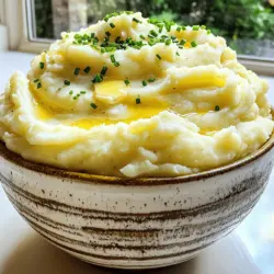 - 900 Gramm Russet-Kartoffeln - 4 Zehen Knoblauch - 120 ml Frischkäse - 120 ml Vollmilch - 4 Esslöffel ungesalzene Butter Die Hauptzutaten für cremige Knoblauch-Kartoffeln sind einfach und frisch. Ich benutze gerne Russet-Kartoffeln. Sie haben die perfekte Stärke für ein tolles Püree. Der Knoblauch bringt einen kräftigen Geschmack, der gut mit den Kartoffeln harmoniert. Frischkäse macht das Püree besonders cremig. Die Vollmilch fügt eine schöne, samtige Textur hinzu. Und die Butter? Die gibt einen reichhaltigen Geschmack, der einfach unwiderstehlich ist. - Salz und Pfeffer - Frische Schnittlauch Die Gewürze sind wichtig. Salz und Pfeffer bringen die Aromen zum Leben. Ich empfehle, die Menge nach deinem Geschmack anzupassen. Frischer Schnittlauch ist das Tüpfelchen auf dem i. Er verleiht den Kartoffeln Farbe und einen zusätzlichen Geschmackskick. Wenn du mehr über die Zubereitung erfahren möchtest, schau dir das [Full Recipe] an! - Kartoffeln vorbereiten und kochen: Zuerst schäle die Russet-Kartoffeln und schneide sie in Würfel. Dann gib die Kartoffeln in einen großen Topf. Decke sie mit kaltem Wasser ab und füge eine Prise Salz hinzu. Koche das Wasser bei mittlerer Hitze. Lass die Kartoffeln 15-20 Minuten kochen, bis sie weich sind. - Knoblauch in Butter sautieren: Während die Kartoffeln kochen, nimm einen kleinen Topf. Schmelze die Butter bei schwacher Hitze. Füge den fein gehackten Knoblauch hinzu und brate ihn 1-2 Minuten lang. Der Knoblauch sollte duften, aber nicht bräunen. - Kartoffeln stampfen und vermischen: Nach dem Abtropfen gib die Kartoffeln zurück in den Topf. Füge die Knoblauch-Butter-Mischung, den Frischkäse und die Milch hinzu. Nutze einen Kartoffelstampfer, um alles gut zu pürieren. - Konsistenz anpassen: Wenn das Püree zu dick ist, füge etwas mehr Milch hinzu. Rühre gut um, bis die gewünschte Cremigkeit erreicht ist. - Finales Garnieren: Gib das Kartoffelpüree in eine Servierschüssel. Streue frisch gehackten Schnittlauch darüber. So sieht das Gericht schön aus und schmeckt noch besser. Für die vollständigen Schritte und Details, schau dir das [Full Recipe] an. Um die perfekte Konsistenz zu erreichen, ist die Wahl der Milch und des Frischkäses wichtig. Vollmilch macht das Püree schön cremig. Frischkäse bringt eine reiche Textur und einen tollen Geschmack. Diese beiden Zutaten sind entscheidend. Für das Stampfen kannst du einen Kartoffelstampfer oder einen Mixer verwenden. Ich empfehle den Kartoffelstampfer. Er gibt den Kartoffeln eine grobe, rustikale Konsistenz. Ein Mixer kann das Püree zu flüssig machen. Wenn du es cremiger magst, benutze den Mixer, aber achte darauf, nicht zu lange zu mixen. Um den Knoblauchgeschmack zu intensivieren, kannst du frischen Knoblauch rösten. Rösten macht ihn süßer und milder. Eine andere Methode ist, Knoblauch in der Butter zu sautieren, wie im Rezept beschrieben. Du kannst auch andere Gemüse oder Kräuter hinzufügen. Einige frische Kräuter wie Thymian oder Rosmarin passen gut. Für mehr Geschmack probiere auch, etwas geröstete Zwiebel hinzuzufügen. So wird dein Püree noch interessanter und geschmackvoller. Für das vollständige Rezept schaue bitte in die vorherige Sektion. {{image_4}} Eine tolle Möglichkeit, cremige Knoblauch-Kartoffeln gesünder zu machen, ist die Verwendung von Süßkartoffeln. Diese bringen eine natürliche Süße und viele Nährstoffe mit. Sie sind reich an Vitaminen und Ballaststoffen. Der Geschmack wird einzigartig, und die Farbe ist ein schöner Blickfang. Für eine vegane Option kannst du pflanzliche Alternativen für Frischkäse und Butter nutzen. Produkte auf Erbsen- oder Kokosnussbasis sind eine gute Wahl. Sie geben das gleiche cremige Gefühl, ohne tierische Produkte. Dadurch bleibt der Geschmack voll und reichhaltig. Um deine cremigen Knoblauch-Kartoffeln noch köstlicher zu machen, kannst du verschiedene Käsesorten hinzufügen. Parmesan oder Cheddar sind großartige Optionen. Parmesan fügt einen herzhaften Umami-Geschmack hinzu, während Cheddar Käse eine cremige Textur bietet. Einlegen von Gewürzen wie Muskatnuss kann die Aromen intensivieren. Muskatnuss hat einen warmen, nussigen Geschmack und passt gut zu Kartoffeln. Du kannst eine Prise hinzufügen, um das Gericht zu verfeinern und ein wenig Tiefe zu schaffen. Für das vollständige Rezept, schau dir [Full Recipe] an. Um die cremigen Knoblauch-Kartoffeln frisch zu halten, beachte diese Tipps: - Kühlschrank: Lass das Püree auf Raumtemperatur abkühlen. Fülle es dann in einen luftdichten Behälter. So bleibt es bis zu drei Tage frisch. Vermeide, es offen zu lassen, da es schnell austrocknet. - Einfrieren: Du kannst das Püree auch einfrieren. Fülle es in einen gefrierfesten Behälter oder in Gefrierbeutel. Achte darauf, die Luft herauszudrücken. So bleibt es bis zu zwei Monate gut. Wenn du dein Püree aufwärmst, hast du zwei gute Optionen: - Mikrowelle: Dies ist schnell und einfach. Gib das Püree in eine mikrowellengeeignete Schüssel. Decke es mit einem feuchten Küchentuch ab. Erwärme es in kurzen Intervallen, rühre zwischendurch um. - Herd: Eine andere Methode ist der Herd. Gib das Püree in einen Topf bei niedriger Hitze. Füge etwas Milch hinzu, um die Konsistenz zu verbessern. Rühre ständig, damit es nicht anbrennt. Vermeide Trockenheit, indem du immer etwas Flüssigkeit hinzufügst. So bleibt dein Kartoffelpüree schön cremig und lecker! Die besten Kartoffeln für Püree sind meist stärkehaltige Sorten. Dazu gehören Russet- und Yukon Gold-Kartoffeln. Diese Sorten ergeben ein cremiges und leicht fluffiges Püree. Sie haben einen hohen Stärkegehalt, was hilft, die perfekte Konsistenz zu erreichen. Wachsartige Sorten wie rote Kartoffeln sind weniger geeignet. Sie behalten mehr Feuchtigkeit und machen das Püree klebrig. Selbstgemachtes Kartoffelpüree hält sich im Kühlschrank etwa 3 bis 5 Tage. Achte darauf, es in einem luftdichten Behälter zu lagern. Wenn du das Püree einfrieren möchtest, bleibt es etwa 2 bis 3 Monate frisch. Stelle sicher, dass du das Püree gut abdeckst, um Gefrierbrand zu vermeiden. Es gibt viele einfache Wege, dein Kartoffelpüree würziger zu machen. Du kannst mehr Knoblauch oder Zwiebeln hinzufügen. Röste sie vorher, um den Geschmack zu intensivieren. Auch Käse wie Parmesan oder Cheddar macht das Püree cremiger und geschmackvoller. Ein Spritzer Zitronensaft oder ein Hauch von Muskatnuss kann ebenfalls helfen. Experimentiere mit frischen Kräutern wie Schnittlauch oder Petersilie für mehr Frische. Diese Tipps helfen dir, dein Kartoffelpüree zu einem echten Highlight zu machen. Für das komplette Rezept schau dir das [Full Recipe] an. Die Vorbereitung von Kartoffelpüree kann einfach und lecker sein. Wir haben die Hauptzutaten und eine Schritt-für-Schritt-Anleitung durchgegangen. Mit ein paar Tipps fiel es leicht, die perfekte Konsistenz zu erreichen. Variationen, wie gesunde Alternativen, machen das Rezept spannend. Denken Sie an die richtigen Lagerungshinweise für längere Frische. Kartoffelpüree ist vielseitig und kann gerne angepasst werden. Genießen Sie die Zubereitung und die köstlichen Ergebnisse!