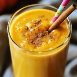 - 1 Tasse Kürbispüree aus der Dose - 1 gefrorene Banane - 1 Tasse Mandelmilch (oder Milch nach Wahl) Die Hauptzutaten sind einfach und leicht zu finden. Kürbispüree aus der Dose sorgt für einen tollen Geschmack und eine schöne Textur. Die gefrorene Banane macht den Smoothie cremig und süß. Mandelmilch oder eine Milch nach Wahl bringt die Mischung zusammen und macht sie flüssig. - 1 Teelöffel Chai-Gewürzmischung (oder ½ Teelöffel Zimt, ¼ Teelöffel Ingwer und eine Prise Kardamom) - 1 Esslöffel Ahornsirup (nach Geschmack anpassen) - ¼ Teelöffel Vanilleextrakt Die Gewürze bringen das besondere Aroma. Chai-Gewürzmischung gibt einen warmen, würzigen Geschmack. Ahornsirup süßt den Smoothie und macht ihn lecker. Vanilleextrakt rundet das Ganze ab und sorgt für einen feinen Duft. - 1 Esslöffel Chiasamen (optional für zusätzliche Textur) - Eiswürfel (optional für einen kühleren Smoothie) Chiasamen sind toll für mehr Nährstoffe und eine interessante Textur. Wenn du es kühler magst, füge Eiswürfel hinzu. Diese Zutaten sind nicht nötig, aber sie machen den Smoothie noch besser. Wenn du mehr über die Zubereitung erfahren möchtest, schau dir das Full Recipe an. Zuerst nimmst du dein Kürbispüree und die gefrorene Banane. Das Kürbispüree kannst du ganz einfach aus der Dose verwenden. Es hat viel Geschmack und ist schnell bereit. Die gefrorene Banane macht deinen Smoothie cremig und kühl. Lass sie einfach im Gefrierfach bis du bereit bist. Jetzt geht es ans Mixen! Gib das Kürbispüree und die gefrorene Banane in den Mixer. Füge die Mandelmilch hinzu. Danach kommt die Chai-Gewürzmischung dazu. Wenn du möchtest, kannst du auch Vanilleextrakt und Chiasamen hinzufügen. Mixe alles auf hoher Stufe, bis die Mischung schön glatt ist. Wenn nötig, halte kurz an und kratze die Seiten des Mixers ab. Wenn du deinen Smoothie kälter machen willst, füge einige Eiswürfel hinzu. Mixe erneut, bis alles gut vermischt ist. Probiere den Smoothie und passe die Süße an. Wenn dir der Geschmack nicht süß genug ist, gib mehr Ahornsirup dazu. Gieße den Smoothie in Gläser und genieße ihn sofort. Du findest das gesamte Rezept in der [Full Recipe]. Um die beste Textur zu erreichen, mixe alle Zutaten gut. Achte darauf, die Seiten des Mixers abzukratzen. Das sorgt dafür, dass alles gut vermischt ist. Wenn du das nicht machst, bleiben Klumpen zurück. Klumpen machen den Smoothie weniger lecker. Die Süße ist sehr wichtig. Du kannst mehr Ahornsirup hinzufügen, wenn du es süßer magst. Probiere den Smoothie nach dem Mixen. Wenn er nicht süß genug ist, füge einfach mehr Sirup hinzu. Das macht einen großen Unterschied im Geschmack. Die Präsentation macht viel aus. Garniere den Smoothie mit einer Prise Chai-Gewürz obendrauf. Das sieht schön aus und gibt extra Geschmack. Du kannst auch eine Zimtstange ins Glas stecken. So sieht dein Getränk noch ansprechender aus. Serviere es mit einem Strohhalm, damit es einfach zu trinken ist. {{image_4}} Für einen veganen Chai Spiced Pumpkin Smoothie kannst du verschiedene Milchsorten nutzen. Mandelmilch ist eine beliebte Wahl. Sie hat einen milden Geschmack und passt gut zu den Gewürzen. Du kannst auch Hafermilch oder Kokosmilch verwenden. Diese Alternativen sind cremig und machen deinen Smoothie lecker. Um deinen Smoothie noch nahrhafter zu machen, füge Chiasamen hinzu. Diese kleinen Samen sind voll von Ballaststoffen und Omega-3-Fettsäuren. Sie geben deinem Smoothie eine tolle Textur. Du kannst auch andere Superfoods wie Leinsamen oder Hanfsamen probieren. Diese Zutaten bringen zusätzliche Nährstoffe und unterstützen deine Gesundheit. Mach deinen Chai Spiced Pumpkin Smoothie fruchtiger, indem du andere Früchte hinzufügst. Apfelstücke bringen eine süße Note und passen gut zu Kürbis. Birnen geben eine sanfte Süße und eine weiche Textur. Du kannst auch gefrorene Beeren für eine fruchtige Frische nutzen. Experimentiere mit verschiedenen Früchten, um deinen perfekten Smoothie zu finden. Schau dir das [Full Recipe] für weitere Ideen an! Um den Chai Gewürz Kürbis Smoothie frisch zu halten, decke die Gläser ab. Benutze Frischhaltefolie oder einen Deckel. Stelle die Gläser dann in den Kühlschrank. So bleibt der Geschmack bis zur nächsten Verwendung erhalten. Es ist am besten, den Smoothie frisch zu genießen. Trinke ihn innerhalb von 24 Stunden nach der Zubereitung. So vermeidest du, dass der Geschmack und die Textur leiden. Nach einem Tag kann der Smoothie wässrig oder weniger schmackhaft werden. Es ist nicht nötig, den Smoothie wieder zu erwärmen. Smoothies schmecken am besten kalt. Du kannst ihn einfach gut schütteln oder umrühren, bevor du ihn trinkst. Wenn du ihn zu dick findest, füge etwas mehr Mandelmilch hinzu. Probiere es und passe die Konsistenz nach deinem Geschmack an. Um den Smoothie dicker zu machen, füge mehr Chiasamen hinzu. Diese kleinen Samen quellen auf und geben dem Getränk eine cremige Textur. Eine gefrorene Banane kann auch helfen. Sie macht den Smoothie dick und kühl. Du kannst auch weniger Milch verwenden, um die Konsistenz zu verbessern. Mixe die Zutaten gut und halte an, um die Seiten des Mixers abzukratzen. So erhältst du eine perfekte Mischung. Ja, frisches Kürbispüree ist eine tolle Option. Es hat einen frischeren Geschmack als Dosenpüree. Du musst das Kürbisfleisch zuerst kochen und pürieren. Achte darauf, dass es gut gemischt ist. Es kann etwas flüssiger sein als Dosenpüree. Du kannst die Flüssigkeitsmenge im Rezept anpassen, um die richtige Konsistenz zu erreichen. Ja, dieser Smoothie ist glutenfrei. Alle Zutaten im Rezept sind sicher für glutenfreie Diäten. Achte darauf, dass die Mandelmilch und der Ahornsirup auch glutenfrei sind. Überprüfe die Etiketten, um sicherzugehen. So kannst du diesen leckeren Smoothie ohne Bedenken genießen. In diesem Artikel haben wir einen köstlichen Smoothie mit Kürbispüree und Banane behandelt. Du hast die Hauptzutaten sowie Gewürze kennengelernt, die für den perfekten Geschmack sorgen. Wir haben auch Tipps gegeben, damit dein Smoothie die richtige Textur hat. Variationen zeigen, wie du zusätzliche Nährstoffe einbauen kannst. Denke daran, den Smoothie frisch zu genießen und kreativ zu sein! Experimentiere mit den Zutaten und finde deinen persönlichen Favoriten. Viel Spaß beim Mixen!