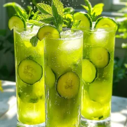 Für den Gurken-Minze-Cooler brauchen Sie einige frische und einfache Zutaten. Diese Hauptzutaten sind: - 1 große Gurke, geschält und gewürfelt - 1/2 Tasse frische Minzblätter, fest gepackt - 2 Esslöffel Honig oder Agavensirup - 4 Tassen Sprudelwasser - Saft von 1 Limette - Eiswürfel - Zusätzliche Gurkenscheiben und Minzzweige zur Dekoration Diese Zutaten machen den Drink frisch und belebend. Die Kombination aus Gurke und Minze ist perfekt für heiße Tage. Wenn Sie Ihrem Gurken-Minze-Cooler mehr Geschmack geben möchten, fügen Sie ein paar zusätzliche Zutaten hinzu. Hier sind einige Ideen: - Ein Spritzer Zitronensaft für mehr Säure - Eine Prise Meersalz, um die Aromen zu heben - Etwas Ingwer, um einen scharfen Kick zu geben - Frische Beeren, wie Himbeeren oder Erdbeeren, für Süße und Farbe Diese Extras können Ihren Drink noch interessanter machen. Um den besten Gurken-Minze-Cooler zu machen, wählen Sie frische und reife Zutaten. Hier sind einige Tipps: - Gurken: Suchen Sie nach festen, grünen Gurken ohne Flecken. Diese sind saftig und lecker. - Minze: Wählen Sie lebendige, grüne Blätter. Vermeiden Sie welke oder braune Blätter. - Honig oder Agavensirup: Nutzen Sie hochwertigen Honig oder reinen Agavensirup für besten Geschmack. - Sprudelwasser: Wählen Sie ein sprudelndes Wasser mit wenig Mineralien für einen klaren Geschmack. Die richtige Auswahl der Zutaten macht einen großen Unterschied. Für das vollständige Rezept, schauen Sie sich die [Full Recipe] an. Zuerst müssen wir die Zutaten bereitstellen. Nehmen Sie eine große Gurke und schälen Sie sie. Danach schneiden Sie die Gurke in kleine Würfel. Diese Würfel geben dem Drink eine frische Note. Dann nehmen Sie frische Minzblätter. Achten Sie darauf, die Blätter gut zu waschen. Für die Süße verwenden Sie Honig oder Agavensirup. Schließlich brauchen wir den Saft von einer Limette. Limettensaft bringt eine spritzige Säure in den Drink. Jetzt geht es ans Mixen. Geben Sie die Gurkenwürfel, die Minzblätter, den Honig und den Limettensaft in einen Mixer. Mixen Sie alles auf hoher Stufe, bis eine glatte Flüssigkeit entsteht. Danach seihen Sie die Mischung durch ein feines Sieb in einen großen Krug. Drücken Sie mit einem Löffel nach, um so viel Flüssigkeit wie möglich zu bekommen. So entfernen wir das Püree und erhalten einen klaren Drink. Füllen Sie Gläser zur Hälfte mit Eiswürfeln. Gießen Sie die Gurken-Minze-Mischung gleichmäßig über das Eis in jedes Glas. Fügen Sie dann sprudelndes Wasser hinzu. Rühren Sie vorsichtig um, um die Bläschen zu erhalten. Zum Schluss garnieren Sie die Drinks mit Gurkenscheiben und frischen Minzzweigen. Das sieht nicht nur schön aus, sondern schmeckt auch toll! Um den perfekten Gurken-Minze-Cooler zu machen, achte auf frische Zutaten. Wähle eine große, feste Gurke. Sie sollte knackig und saftig sein. Die Minze muss frisch und grün sein, ohne braune Blätter. Der Honig oder Agavensirup gibt dem Drink die nötige Süße. Verwende frischen Limettensaft für den besten Geschmack. Mixe die Zutaten gut, damit sich alles gut vermischt. Für diesen Drink empfehle ich hohe Gläser. Sie zeigen die schöne grüne Farbe. Nutze große Eiswürfel oder Crushed Ice. Große Eiswürfel schmelzen langsamer und halten den Drink kühl. Crushed Ice sorgt für mehr Textur und macht den Drink erfrischender. Du kannst auch frische Gurkenscheiben oder Minzblätter in das Eis geben, um das Aussehen zu verbessern. Ein häufiger Fehler ist, die Zutaten nicht gut zu mixen. Achte darauf, dass die Mischung ganz glatt ist. Wenn du die Mischung nicht siebst, wird der Drink schlammig. Verwende beim Mischen nicht zu viel Wasser. Zu viel Sprudelwasser kann den Geschmack verwässern. Achte darauf, die Gläser nicht zu voll zu machen. Lasse Platz für das sprudelnde Wasser und die Eiswürfel. {{image_4}} Sie können den Gurken-Minze-Cooler anpassen, indem Sie andere Süßungsmittel verwenden. Honig ist eine tolle Wahl, aber Agavensirup ist auch gut. Sie können auch Stevia oder Erythrit verwenden. Diese sind kalorienarm und sehr süß. Experimentieren Sie mit der Menge, um den perfekten Geschmack zu finden. Fühlen Sie sich frei, andere Früchte hinzuzufügen. Wassermelonenstücke passen gut zu Gurke. Auch Limetten oder Zitronen bringen eine frische Note. Für Kräuter können Sie Basilikum oder Zitronenmelisse verwenden. Diese Kräuter geben dem Drink eine neue, spannende Tiefe. Probieren Sie verschiedene Kombinationen, um Ihre Lieblingsversion zu finden. Dieser Drink funktioniert gut als alkoholfreie Erfrischung. Für eine spritzige Variante können Sie auch Rum oder Gin hinzufügen. Ein Schuss Wodka bringt ebenfalls eine interessante Note. Achten Sie darauf, die Menge des Sprudelwassers anzupassen. So bleibt der Drink leicht und frisch. Um den Gurken-Minze-Cooler frisch zu halten, bewahre ihn im Kühlschrank auf. Gieße ihn in einen luftdichten Krug. So bleibt der Geschmack länger erhalten. Vermeide es, ihn in einem offenen Behälter zu lassen. Die Kohlensäure könnte entweichen und der Drink wird flach. Der Drink bleibt bis zu zwei Tage frisch. Nach diesem Zeitraum kann der Geschmack nachlassen. Achte darauf, dass du ihn gut verschließt. Wenn du Schaum oder Blasen siehst, ist es noch frisch. Wenn es trüb aussieht, ist es Zeit, ihn wegzuwerfen. Falls du Reste hast, probiere, sie in einem Smoothie zu verwenden. Mische sie einfach mit anderen Früchten. Du kannst auch Eiswürfel daraus machen. Gieße die Mischung in eine Eiswürfelschale und friere sie ein. So hast du einen leckeren Zusatz für zukünftige Getränke. Um den Gurken-Minze-Drink weniger süß zu machen, können Sie den Honig reduzieren. Verwenden Sie nur einen Esslöffel oder verzichten Sie ganz darauf. Stattdessen können Sie mehr Limettensaft hinzufügen. Dies gibt dem Drink eine spritzige Note ohne zusätzliche Süße. Ein Spritzer Zitrone kann auch helfen, die Süße zu balancieren. Ja, Sie können den Drink im Voraus machen. Mixen Sie die Gurke, Minze, und den Limettensaft. Seihen Sie die Mischung ab und kühlen Sie sie im Kühlschrank. Fügen Sie das sprudelnde Wasser erst kurz vor dem Servieren hinzu. So bleibt der Drink frisch und spritzig. Gurken sind sehr wasserhaltig und helfen bei der Hydration. Sie enthalten auch Vitamine und Mineralien. Minze kann die Verdauung fördern und hat einen frischen Geschmack. Zusammen unterstützen sie Ihr Wohlbefinden und machen den Drink erfrischend. - Weitere häufig gestellte Fragen zur Zubereitung: Wenn Sie mehr über die Zubereitung wissen möchten, schauen Sie sich die [Full Recipe] an. Der Gurken-Minze-Drink ist erfrischend und einfach zuzubereiten. Wir haben die besten Zutaten und Tipps behandelt, um den perfekten Drink zu kreieren. Du hast gelernt, wie du die Zutaten auswählst, mixen und servieren kannst. Variationen und Lagerung sind ebenfalls wichtige Punkte, die du nicht vergessen solltest. Nutze diese Ideen, um deinen eigenen, köstlichen Cucumber Mint Cooler zu genießen. Experimentiere mit deinen Favoriten, um den Drink noch besser zu machen. Viel Spaß beim Ausprobieren!