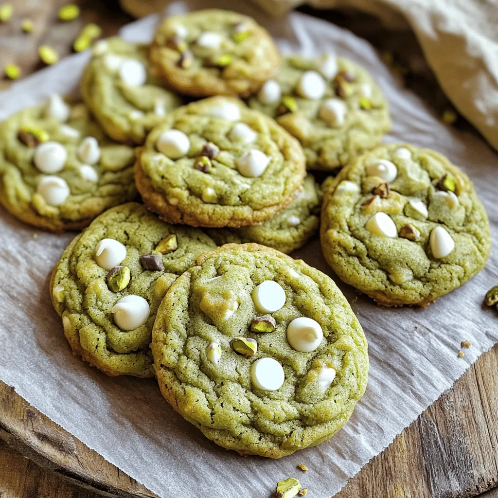 Für leckere Matcha weiße Schokoladenkekse brauchst du einige wichtige Zutaten: - 2 Tassen Weizenmehl - 2 Esslöffel Matcha Grünteepulver - 1 Teelöffel Backpulver - 1/2 Teelöffel Salz - 1/2 Tasse ungesalzene Butter, weich - 1/2 Tasse Zucker (Kristallzucker) - 1/2 Tasse brauner Zucker, fest gepackt - 1 großes Ei - 1 Teelöffel Vanilleextrakt - 1 Tasse weiße Schokoladenstückchen Diese Zutaten bilden die Basis für den Teig. Der Matcha verleiht den Keksen eine schöne grüne Farbe und einen einzigartigen Geschmack. Um die Kekse noch besser zu machen, kannst du ein paar optionale Zutaten hinzufügen: - 1/4 Tasse gehackte Pistazien (für zusätzlichen Crunch) Die Pistazien bringen einen tollen Biss und ergänzen den Geschmack des Matcha. Sie sind nicht nur lecker, sondern auch gesund. Matcha ist ein besonderer grüner Tee. Er liefert Antioxidantien und hat viele gesundheitliche Vorteile. Du kannst ihn einfach in dein Rezept einfügen. Weizenmehl gibt den Keksen die perfekte Struktur. Es sorgt dafür, dass sie weich und zart sind. Die weiße Schokolade fügt eine süße Note hinzu und macht die Kekse unwiderstehlich. Diese Kombination macht die Matcha weißen Schokoladenkekse zu einem echten Genuss. Wenn du mehr über das komplette Rezept erfahren möchtest, schau dir das [Full Recipe] an. Zuerst heize deinen Ofen auf 175°C (350°F) vor. Das sorgt dafür, dass die Kekse gleichmäßig backen. Lege ein Backblech mit Backpapier aus. So kleben die Kekse später nicht fest. Nun sammel alle Zutaten, damit du alles griffbereit hast. Du brauchst Weizenmehl, Matcha-Pulver, Backpulver, Salz, Butter, Zucker, ein Ei, Vanille, Schokolade und optional Pistazien. In einer mittleren Schüssel mische das Weizenmehl, das Matcha-Pulver, das Backpulver und das Salz. Das sorgt für einen gleichmäßigen Geschmack. In einer großen Schüssel schlägst du die weiche Butter mit dem Zucker cremig. Das sollte fluffig und hell werden. Füge das Ei und den Vanilleextrakt hinzu und vermenge alles gut. Gib die trockenen Zutaten nach und nach zur Buttermasse. Rühre vorsichtig, damit die Kekse zart bleiben. Jetzt kommen die weißen Schokoladenstückchen und die Pistazien dazu. Mische sie gleichmäßig im Teig. Mit einem Esslöffel forme kleine Portionen des Teigs. Setze sie auf das Backblech, aber lasse genug Platz zwischen den Keksen. So können sie beim Backen auseinanderlaufen. Backe die Kekse für 10-12 Minuten. Die Ränder sollten leicht goldbraun sein, während die Mitte noch weich aussieht. Nach dem Backen lasse die Kekse fünf Minuten auf dem Blech abkühlen. Danach lege sie auf ein Kuchengitter, damit sie vollständig auskühlen können. Du wirst sehen, wie gut sie duften! Das war die Schritt-für-Schritt-Anleitung für die leckeren Matcha White Chocolate Cookies. Du findest das vollständige Rezept [hier](#). Um die perfekte Konsistenz zu erreichen, achte auf die Butter. Sie sollte weich, aber nicht flüssig sein. Das macht die Kekse zart. Übermixen ist ein großer Fehler. Mische die trockenen Zutaten nur, bis sie gerade so feucht sind. So bleiben die Kekse weich und krümelig. Wenn du die Kekse dicker magst, forme größere Portionen. Ein häufiger Fehler ist, die Kekse zu lange zu backen. Achte darauf, dass die Ränder goldbraun sind, während die Mitte weich bleibt. Lass die Kekse nach dem Backen fünf Minuten auf dem Blech ruhen. Das hilft ihnen, die richtige Form zu behalten. Mische die Schokoladenstückchen gleichmäßig im Teig, damit jeder Biss schokoladig bleibt. Serviere die Kekse auf einem schönen Teller. Du kannst sie mit ganzen Pistazien und etwas Matcha-Pulver garnieren. Das sieht nicht nur gut aus, sondern gibt auch einen zusätzlichen Geschmacksimpuls. Für eine besondere Note, serviere die Kekse mit einer Tasse grüner Tees. Die Kombination macht das Erlebnis noch besser. Für das volle Rezept, schau dir die Anleitung für Matcha weiße Schokoladenkekse an. {{image_4}} Du kannst mit verschiedenen Schokoladenarten experimentieren, um deine Kekse zu verbessern. Dunkle Schokolade passt gut zu Matcha. Sie bringt einen tiefen, reichen Geschmack. Du kannst auch Vollmilchschokolade verwenden, wenn du es süßer magst. Misch einfach die Schokoladenstückchen in den Teig. So erhältst du einen neuen Geschmack in jedem Biss. Wenn du eine glutenfreie Option suchst, kannst du Mandelmehl oder Kokosmehl verwenden. Diese Mehle geben deinen Keksen eine andere Textur und einen besonderen Geschmack. Beachte, dass du eventuell die Flüssigkeitsmenge anpassen musst. Jedes Mehl verhält sich anders. So kannst du sicherstellen, dass deine Kekse trotzdem gut gelingen. Um deine Kekse interessanter zu machen, kannst du Aromen hinzufügen. Zum Beispiel sind Zimt oder Muskatnuss tolle Ergänzungen. Du kannst auch geriebene Zitronenschale für einen frischen Touch verwenden. Wenn du Nüsse magst, füge Mandeln oder Walnüsse hinzu. Diese Zutaten geben deinen Keksen mehr Crunch und Geschmack. So wird jedes Bissen zu einem kleinen Abenteuer. Für das vollständige Rezept schau dir den Abschnitt „Full Recipe“ an. Um deine Matcha weiße Schokoladenkekse frisch zu halten, lege sie in einen luftdichten Behälter. Ein guter Behälter hält die Kekse weich und lecker. Du kannst auch ein Stück Brot dazu legen. Das Brot hilft, die Feuchtigkeit zu bewahren. Stelle den Behälter an einen kühlen, trockenen Ort. Vermeide direkte Sonne und Wärme. So bleiben die Kekse länger frisch. Die Kekse halten sich bei richtiger Lagerung etwa eine Woche. Nach dieser Zeit können sie anfangen, hart zu werden. Wenn du sie länger aufbewahren möchtest, sind sie im Kühlschrank auch gut. Dort bleiben sie bis zu zwei Wochen frisch. Achte darauf, den Behälter gut zu verschließen. Das hilft, unerwünschte Gerüche zu vermeiden. Wenn du mehr Kekse hast, kannst du sie einfrieren. Lege sie einfach in einen Gefrierbeutel. Achte darauf, so viel Luft wie möglich herauszudrücken. So bleiben die Kekse frisch. Zum Auftauen nimm die Kekse einfach aus dem Gefrierbeutel. Lass sie bei Raumtemperatur stehen. Du kannst sie auch kurz in die Mikrowelle legen, um sie schnell zu erwärmen. So schmecken sie wie frisch gebacken! Du kannst deine Matcha weiße Schokoladenkekse bis zu einer Woche aufbewahren. Bewahre sie in einem luftdichten Behälter auf. So bleiben sie frisch und lecker. Wenn du sie länger aufbewahren möchtest, kannst du sie einfrieren. Im Gefrierschrank halten sie bis zu drei Monate. Lass sie einfach bei Raumtemperatur auftauen. Ja, du kannst die Kekse glutenfrei machen. Verwende einfach glutenfreies Mehl anstelle von Weizenmehl. Achte darauf, dass das Mehl ein 1:1 Ersatz ist. So bleibt die Textur ähnlich und die Kekse werden trotzdem lecker. Ja, du kannst eine vegane Version der Kekse machen. Ersetze die Butter durch pflanzliche Butter oder Kokosöl. Verwende ein Aquafaba statt des Eis. Das ist das Wasser aus einer Dose Kichererbsen. Es hilft, die Kekse zu binden. Damit hast du eine köstliche vegane Variante. Für das Rezept kannst du die Details im [Full Recipe] nachlesen. Du hast jetzt alle Schritte, um köstliche Matcha weiße Schokoladenkekse zu backen. Du kennst die Zutaten und deren Vorteile. Die Schritt-für-Schritt-Anleitung hilft dir beim Zubereiten und Backen. Tipps und Tricks zeigen dir, wie du Fehler vermeidest und die Kekse perfekt präsentierst. Variationen bieten dir kreative Wege, das Rezept anzupassen. Achte auf die Lagerung, damit die Kekse frisch bleiben. Experimentiere und genieße jedes Mal neue Geschmackserlebnisse. Viel Spaß beim Backen!