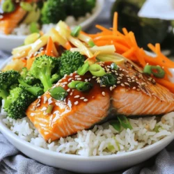 Teriyaki Salmon Bowls Lecker und Einfach Zubereiten
