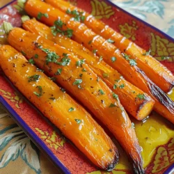 - 450 g Karotten - 3 Esslöffel Honig - 3 Esslöffel Olivenöl - 4 Knoblauchzehen - 1 Teelöffel frische Thymianblätter - Salz und Pfeffer - Optional: frisch gehackte Petersilie Um die besten Honig Knoblauch Röstkarotten zu machen, brauchen wir einfache, frische Zutaten. Die Karotten sind die Hauptdarsteller. Achte darauf, dass sie frisch und knackig sind. Ich empfehle, sie zu schälen und in gleichmäßige Stifte zu schneiden. Das sorgt für eine gleichmäßige Garzeit. Wir verwenden Honig und Olivenöl, um die Karotten zu glätten und zu süßen. Beides gibt den Röstkarotten einen tollen Geschmack. Der Knoblauch bringt eine schöne Tiefe in das Gericht. Frischer Thymian rundet die Aromen ab und macht alles noch leckerer. Und wenn du magst, kannst du die Karotten mit frisch gehackter Petersilie dekorieren. Das gibt einen schönen Farbtupfer und einen frischen Geschmack. Schau dir das Rezept hier an: [Full Recipe]. Heizen Sie Ihren Ofen auf 220°C vor. Dies sorgt dafür, dass die Karotten perfekt garen. Nehmen Sie ein Backblech und legen Sie es mit Backpapier aus. So bleibt es sauber und die Karotten kleben nicht fest. In einer großen Rührschüssel vermengen Sie 3 Esslöffel Honig, 3 Esslöffel Olivenöl und 4 fein gehackte Knoblauchzehen. Fügen Sie 1 Teelöffel frische Thymianblätter hinzu, sowie Salz und Pfeffer nach Geschmack. Mischen Sie alles gut mit einem Schneebesen. Die Mischung sollte gleichmäßig und cremig sein. Schneiden Sie 450 g Karotten in Stifte. Geben Sie die Karotten in die Schüssel mit der Honig-Knoblauch-Mischung. Schwenken Sie sie gut, damit sie gleichmäßig bedeckt sind. Verbreiten Sie die Karotten auf dem Backblech in einer einzigen Schicht. Rösten Sie die Karotten für etwa 25-30 Minuten. Wenden Sie sie nach 15 Minuten, um eine schöne Bräunung zu erzielen. Sie sind fertig, wenn sie zart und karamellisiert sind. Um perfekte Röstkarotten zu erhalten, ist das Wenden wichtig. Rösten Sie die Karotten gleichmäßig. Nach etwa 15 Minuten im Ofen, drehen Sie die Karotten um. Dies hilft, eine schöne Bräunung zu erzielen. Die Karotten sollten außen knusprig und innen zart sein. Wenn Sie sie nicht wenden, können sie ungleichmäßig garen. Frische Kräuter bringen mehr Geschmack. Ich empfehle, frische Thymianblätter zu verwenden. Sie geben den Röstkarotten einen tollen Geschmack. Sie können auch frischen Rosmarin oder Dill ausprobieren. Diese Kräuter harmonieren gut mit Honig. Fügen Sie die Kräuter in der Marinade hinzu. So ziehen die Aromen gut ein. Das Aussehen zählt! Servieren Sie die Röstkarotten auf einem schönen Teller. Beträufeln Sie sie mit der restlichen Sauce vom Backblech. Garnieren Sie das Gericht mit frischer Petersilie oder Thymian. Das gibt Farbe und macht das Gericht ansprechender. Denken Sie daran: Das Auge isst mit! {{image_4}} Du kannst viele Gemüse mit diesem Rezept rösten. Probiere Süßkartoffeln oder Zucchini. Beide sind lecker mit der Honig-Knoblauch-Sauce. Du kannst auch Blumenkohl oder Brokkoli verwenden. Diese Gemüse sind eine tolle Ergänzung. Schneide sie in gleich große Stücke für eine gleichmäßige Röstung. Das bringt Vielfalt auf deinen Tisch. Das Rezept ist sehr flexibel bei den Gewürzen. Du kannst den Thymian durch Rosmarin ersetzen. Basilikum oder Oregano funktionieren auch gut. Experimentiere mit Kreuzkümmel für einen anderen Geschmack. Füge etwas Chili hinzu, wenn du es scharf magst. Du kannst deine Lieblingsgewürze verwenden, um die Karotten zu würzen. Wenn du keinen Honig magst, probiere Ahornsirup oder Agavendicksaft. Beide geben eine süße Note. Du kannst auch braunen Zucker verwenden, um eine karamellisierte Oberfläche zu erreichen. Achte darauf, die Menge anzupassen, damit es nicht zu süß wird. So kannst du das Rezept nach deinem Geschmack anpassen. Um die Röstkarotten frisch zu halten, lasse sie zuerst abkühlen. Lege sie dann in einen luftdichten Behälter. Stelle sicher, dass die Karotten nicht zu dicht gepackt sind. So behalten sie ihren Geschmack und ihre Textur. Du kannst auch etwas Folie über den Behälter legen, um die Frische zu verlängern. Die Röstkarotten halten sich im Kühlschrank etwa drei bis fünf Tage. Achte darauf, dass der Behälter gut verschlossen ist. Wenn du die Karotten länger aufbewahren möchtest, kannst du sie auch einfrieren. In einem gefrierfesten Behälter halten sie sich bis zu drei Monate. Beim Einfrieren solltest du die Karotten in Portionen aufteilen. Um die Röstkarotten wieder aufzuwärmen, heize deinen Ofen auf 180°C vor. Lege die Karotten auf ein Backblech. Röste sie etwa 10 bis 15 Minuten, bis sie wieder heiß sind. Alternativ kannst du sie in der Mikrowelle aufwärmen. Stelle die Mikrowelle auf mittlere Leistung und erwärme die Karotten in kurzen Intervallen, um ein gleichmäßiges Ergebnis zu erzielen. Wenn du die Karotten frisch genießen möchtest, probiere das Rezept [Full Recipe]. Die Karotten rösten in etwa 25 bis 30 Minuten. Ich empfehle, nach 15 Minuten einen Blick darauf zu werfen. Wenden Sie die Karotten in der Mitte der Kochzeit. So bräunen sie gleichmäßig. Sie sind fertig, wenn sie zart sind und eine goldene Farbe haben. Ja, Sie können das Rezept vegan machen. Ersetzen Sie den Honig durch Ahornsirup oder Agavendicksaft. Diese Alternativen sorgen für die süße Note. Achten Sie darauf, die gleichen Mengen zu verwenden, wie im Full Recipe angegeben. Zu Honig Knoblauch Röstkarotten passen viele Beilagen gut. Ich empfehle, sie mit gegrilltem Hähnchen oder Lamm zu servieren. Auch zu Quinoa oder Reis sind sie großartig. Ein frischer Salat ergänzt das Gericht perfekt. Röstkarotten sind einfach zuzubereiten. In diesem Artikel haben wir die besten Zutaten und eine klare Anleitung besprochen. Du hast gelernt, wie du deine Karotten perfekt würzt und röstest. Experimentiere mit verschiedenen Gemüsesorten und Gewürzen für neue Geschmäcker. Denke auch an die Aufbewahrung und Haltbarkeit. Mit diesen Tipps und Tricks wirst du jedes Mal köstliche Karotten servieren. Viel Spaß beim Kochen und Ausprobieren!