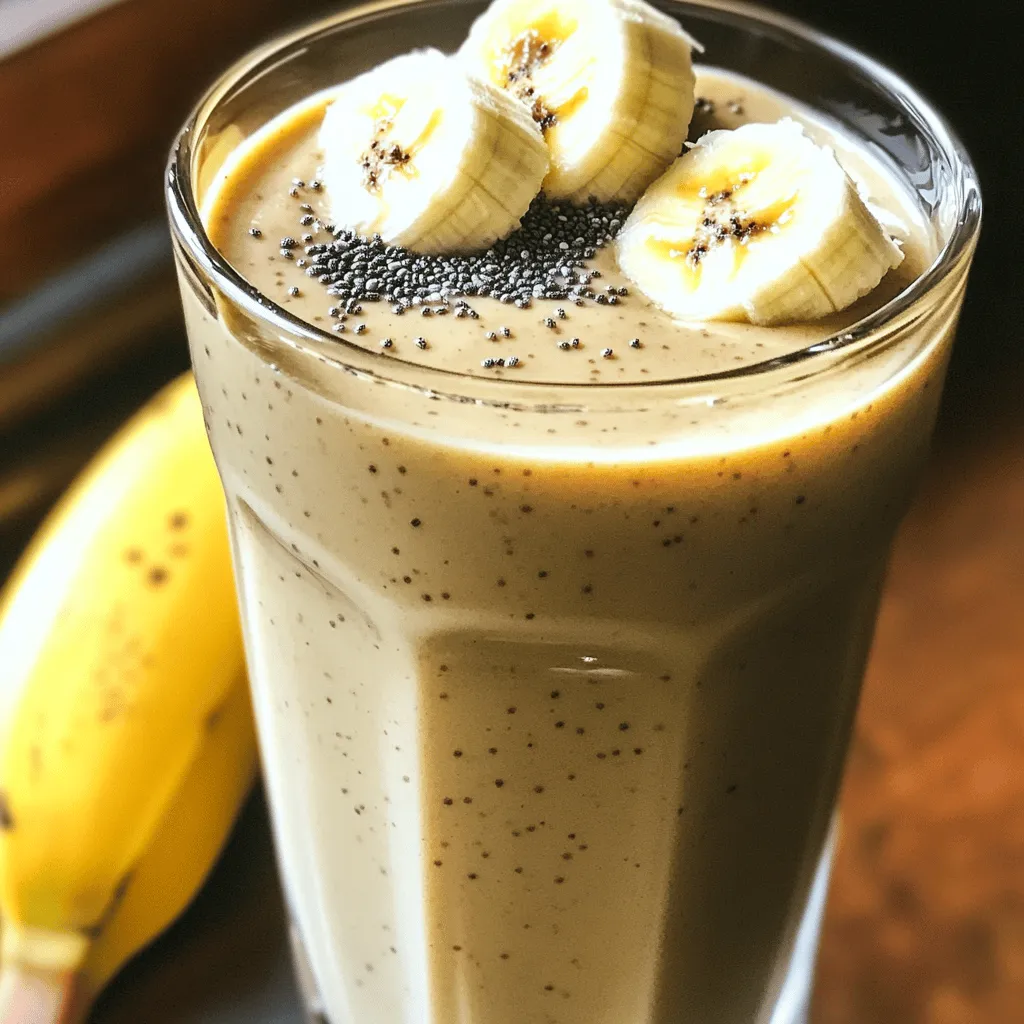 - 1 gefrorene Banane - 2 Esslöffel Mandelbutter - 1 Messlöffel Vanille-Proteinpulver Die gefrorene Banane gibt dem Smoothie eine cremige Textur. Sie süßt ihn auch auf natürliche Weise. Mandelbutter fügt gesunde Fette und einen nussigen Geschmack hinzu. Vanille-Proteinpulver steigert den Proteingehalt. - 1 Tasse ungesüßte Mandelmilch - 1 Esslöffel Chiasamen - 1 Teelöffel Honig (optional) Ungesüßte Mandelmilch macht den Drink leicht und cremig. Chiasamen sind voller Ballaststoffe und Omega-3-Fettsäuren. Wenn du es süßer magst, füge Honig hinzu. - Einige Eiswürfel (optional, für eine dickere Konsistenz) Eiswürfel sorgen für eine erfrischende, dicke Konsistenz. Wenn du einen kühleren Smoothie magst, sind sie eine gute Wahl. Ich hoffe, du bist bereit, deinen Smoothie zu mixen! Zuerst lege alle Zutaten bereit. Das macht es einfach und schnell. Nimm deinen Mixer und stelle ihn bereit. Achte darauf, dass der Mixer sauber ist. Wenn du alles vorbereitet hast, bist du bereit für den nächsten Schritt. Gib nun die gefrorene Banane in den Mixer. Füge dann die Mandelbutter hinzu. Danach kommt das Vanille-Proteinpulver. Gieße die ungesüßte Mandelmilch dazu. Dann füge die Chiasamen und den Honig hinzu, wenn du etwas Süße magst. Wenn du eine dickere Konsistenz willst, packe auch einige Eiswürfel rein. Jetzt kommt der spaßige Teil. Mische alles bei hoher Geschwindigkeit. Mische es für etwa 30 Sekunden. Das Ergebnis sollte glatt und cremig sein. Wenn nötig, kratze die Seiten des Mixers ab, damit alles gut vermischt wird. Jetzt kannst du den Smoothie probieren und die Süße anpassen. Gieße die Mischung dann in ein hohes Glas. Um den perfekten Mandelbutter-Protein-Smoothie zu machen, spielen Süße und Konsistenz eine große Rolle. Wenn du eine süßere Note möchtest, füge mehr Honig hinzu. Du kannst die Textur auch anpassen. Für einen dickeren Smoothie, nutze mehr Chiasamen oder Eiswürfel. Wenn du eine dünnere Konsistenz bevorzugst, nimm einfach weniger Chiasamen oder mehr Mandelmilch. So kannst du den Smoothie genau nach deinem Geschmack gestalten. Klumpen und ungleichmäßige Texturen sind häufige Probleme. Um dies zu vermeiden, stelle sicher, dass die Banane gut gefroren ist. Mische die Zutaten bei hoher Geschwindigkeit. Wenn der Mixer nicht stark genug ist, kann es klumpig werden. Kratze die Seiten des Mixers während des Mixens ab. So mischt sich alles gleichmäßig. Wenn du diese Tipps befolgst, erhältst du einen cremigen Smoothie ohne Klumpen. Die Präsentation macht viel aus! Gieße den Smoothie in ein hohes Glas. Bestreue die Oberseite mit Chiasamen. Füge einige Bananenscheiben hinzu, um den Smoothie ansprechend zu gestalten. Du kannst auch mit verschiedenen Gläsern experimentieren. Das Hinzufügen von bunten Strohhalmen kann ebenfalls Spaß machen. Diese kleinen Details machen deinen Smoothie zu einem echten Hingucker! {{image_4}} Um mehr Protein in deinen Mandelbutter-Protein-Smoothie zu bringen, gibt es viele Optionen. Du kannst zum Beispiel: - 1 Esslöffel griechischen Joghurt hinzufügen. - Eine Handvoll Spinat dazugeben, der viel Protein hat. - Eine Portion pflanzliches Proteinpulver verwenden. - Eine kleine Menge Quark einmischen. Diese Ergänzungen geben deinem Smoothie nicht nur mehr Protein, sondern auch eine cremige Textur. Wenn du keine Mandelbutter magst oder Allergien hast, gibt es viele Alternativen. Du kannst: - Erdnussbutter verwenden, die einen starken Geschmack hat. - Cashewbutter probieren, die sehr cremig ist. - Sonnenblumenbutter verwenden, die gut für Allergiker ist. - Soja- oder Erbsenproteinbutter testen für eine pflanzliche Option. Jede dieser Nussbutter hat ihren eigenen Geschmack und Nährwert. Um deinen Smoothie interessanter zu machen, kannst du verschiedene Früchte und Gewürze hinzufügen. Hier sind einige tolle Ideen: - Eine Handvoll Beeren für eine fruchtige Note. - Eine kleine Menge Zimt für einen warmen Geschmack. - Eine halbe Avocado für eine cremige Konsistenz. - Eine Prise Kakaopulver für einen schokoladigen Kick. Experimentiere mit diesen Zutaten, um deinen perfekten Smoothie zu finden! Wenn du einen Smoothie übrig hast, lagere ihn in einem luftdichten Behälter. So bleibt er frisch. Stelle sicher, dass der Behälter sauber ist. Du kannst den Smoothie auch in ein Glas füllen und mit einem Deckel verschließen. Achte darauf, dass der Behälter nicht zu voll ist, damit der Smoothie Platz hat, sich auszudehnen. Im Kühlschrank bleibt dein Mandelbutter Protein Smoothie bis zu 24 Stunden frisch. Nach dieser Zeit kann die Textur und der Geschmack beeinträchtigt werden. Wenn du die Lagerzeit verlängern möchtest, schüttle den Behälter gut durch, bevor du ihn erneut genießt. So vermischst du die Zutaten wieder gut. Um den Smoothie für später einzufrieren, fülle ihn in Eiswürfelformen oder gefriergeeignete Beutel. So kannst du Portionen einfach entnehmen. Achte darauf, etwas Platz zu lassen, da sich der Smoothie beim Gefrieren ausdehnt. Wenn du bereit bist, ihn zu genießen, lasse ihn einfach über Nacht im Kühlschrank auftauen oder mixe ihn direkt gefroren mit etwas mehr Mandelmilch. Ein Mandelbutter-Protein-Smoothie hat einen hohen Proteingehalt. Mit einem Messlöffel Vanille-Proteinpulver erhält man etwa 20 Gramm Protein. Die Mandelbutter fügt weitere 7 Gramm hinzu. Ingesamt gibt es also rund 27 Gramm Protein pro Portion. Dies ist mehr als viele andere Smoothies, die oft keine Proteinquellen haben. Der hohe Proteingehalt macht diesen Smoothie ideal für ein gesundes Frühstück oder nach dem Training. Ja, du kannst die Banane durch andere Früchte ersetzen. Eine gute Alternative ist der gefrorene Spinat. Er gibt eine cremige Textur und ist gesund. Äpfel oder Beeren passen auch gut. Diese Früchte haben jedoch weniger Süße. Du musst eventuell mehr Honig hinzufügen, wenn du die Süße magst. Experimentiere mit verschiedenen Früchten, um deinen Liebling zu finden. Ja, dieser Smoothie kann für viele Diäten angepasst werden. Er ist einfach vegan, wenn du eine pflanzliche Proteinquelle wählst. Du kannst auch glutenfreie Zutaten nutzen, um ihn glutenfrei zu machen. Wenn du Zucker vermeiden willst, lasse den Honig weg. Der Smoothie bleibt lecker und nahrhaft. So passt er zu vielen Ernährungsstilen und Vorlieben. Der Mandelbutter-Protein-Smoothie besteht aus einfachen, gesunden Zutaten. Wir haben die Hauptzutaten wie Banane, Mandelbutter und Proteinpulver besprochen. Tipps zur Zubereitung helfen dir, den perfekten Smoothie zu mixen. Denk daran, deine Zutaten nach Geschmack zu variieren, um neue Aromen zu entdecken. Achte auch auf die richtige Lagerung, damit der Smoothie frisch bleibt. Mit diesen Infos kannst du jetzt leckere, nahrhafte Smoothies für jeden Tag machen. Nutze dein Wissen und genieße jeden Schluck!