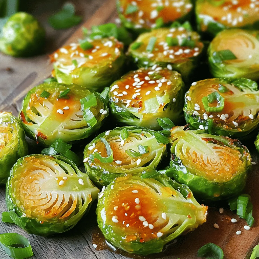 Die Hauptzutaten für Honig-Sriracha Rosenkohl sind einfach und frisch. Du brauchst: - 450 g Rosenkohl, geputzt und halbiert - 3 Esslöffel Olivenöl - 2 Esslöffel Honig - 2 Esslöffel Sriracha-Sauce - 2 Zehen Knoblauch, fein gehackt Diese Zutaten geben dem Gericht seinen einzigartigen Geschmack. Der Rosenkohl wird schön knusprig, während die Sriracha eine würzige Note hinzufügt. Der Honig sorgt für eine süße Balance. Für das perfekte Aroma brauchst du auch Gewürze und Öl. Du solltest verwenden: - Salz nach Geschmack - Pfeffer nach Geschmack Olivenöl ist der Schlüssel. Es hilft dem Rosenkohl, beim Rösten schön braun zu werden. Salz und Pfeffer bringen den Geschmack hervor. Um deinen Honig-Sriracha Rosenkohl zu verfeinern, kannst du einige Garnierungen hinzufügen. Probiere: - 1 Esslöffel Sesamsamen - 2 Frühlingszwiebeln, in Ringe geschnitten Die Sesamsamen geben einen nussigen Crunch. Die Frühlingszwiebeln bringen Frische und Farbe auf den Teller. So wird dein Gericht noch ansprechender! Heize deinen Ofen auf 220°C vor. Ein heißer Ofen hilft den Rosenkohl, knusprig zu werden. Lege ein Backblech mit Backpapier aus. So bleibt die Reinigung einfach. Nimm 450 g Rosenkohl und halbiere sie. In einer großen Schüssel mische die halbierten Rosenkohlhälften mit 3 Esslöffeln Olivenöl, 2 Esslöffeln Honig, 2 Esslöffeln Sriracha-Sauce und 2 feingehackten Knoblauchzehen. Rühre gut um, bis der Rosenkohl gleichmäßig überzogen ist. Füge Salz und Pfeffer nach Geschmack hinzu und mische erneut. Achte darauf, dass alle Stücke gut gewürzt sind. Verteile die Rosenkohlhälften gleichmäßig auf dem Backblech. Achte darauf, dass sie nicht überfüllt sind. Röste sie im vorgeheizten Ofen für etwa 20-25 Minuten. Rühre nach der Hälfte der Zeit um, damit sie gleichmäßig garen. Der Rosenkohl sollte außen knusprig und innen zart sein. Nimm sie aus dem Ofen und beträufle sie nach Belieben mit der restlichen Honig-Sriracha-Mischung. Garniere den Rosenkohl mit Sesamsamen und Frühlingszwiebeln. Die ideale Temperatur für das Rösten ist 220°C. Diese Hitze macht die Rosenkohl außen knusprig. Sie brauchen etwa 20 bis 25 Minuten, um perfekt zu werden. Drehen Sie sie nach der Hälfte der Zeit um. So werden sie gleichmäßig gebräunt und zart. Ein häufiger Fehler ist die Überfüllung des Backblechs. Wenn die Rosenkohlhälften zu nah beieinander liegen, dämpfen sie sich. Achten Sie darauf, sie in einer einzigen Schicht zu verteilen. Ein weiterer Fehler ist das ungenügende Würzen. Salz und Pfeffer sind wichtig, um den Geschmack zu heben. Um den Geschmack zu verändern, probieren Sie andere Saucen. Sie können auch weniger Sriracha verwenden, wenn es zu scharf ist. Für eine süßere Note fügen Sie mehr Honig hinzu. Experimentieren Sie mit verschiedenen Gewürzen, um Ihren eigenen Twist zu finden. {{image_4}} Du kannst auch andere Gemüse mit Honig-Sriracha zubereiten. Zum Beispiel sind Blumenkohl und Karotten großartig. Diese Gemüse nehmen die süße und würzige Marinade gut auf. Schneide sie einfach in kleine Stücke und folge dem gleichen Rezept. Du wirst überrascht sein, wie gut die Aromen harmonieren. Wenn du eine vegane Option suchst, ist das einfach. Ersetze den Honig durch Ahornsirup oder Agavendicksaft. Diese Süßstoffe sind pflanzlich und bieten einen ähnlichen Geschmack. Du kannst auch andere pflanzliche Öle verwenden, wie Avocado- oder Kokosöl. So bleibt dein Gericht ganz vegan und lecker. Die Gewürze sind wichtig für den Geschmack. Du kannst die Sriracha-Sauce mit anderen scharfen Saucen ersetzen, wenn du das magst. Tabasco oder eine Chipotle-Sauce sind gute Alternativen. Für weniger Schärfe, verwende milden Paprika oder süßen Chili. Experimentiere mit verschiedenen Gewürzen und finde deinen perfekten Geschmack. Reste von Honig-Sriracha Rosenkohl sollten schnell abgekühlt werden. Lagern Sie sie in einem luftdichten Behälter. So bleiben sie frisch. Im Kühlschrank halten sie sich bis zu drei Tage. Achten Sie darauf, den Behälter gut zu verschließen, damit kein Geruch entweicht. Wenn Sie mehr Reste haben, können Sie diese einfrieren. Legen Sie die abgekühlten Rosenkohlhälften in einen Gefrierbeutel. Drücken Sie die Luft heraus und verschließen Sie ihn. So bleiben die Aromen erhalten. Gefrorene Reste sind bis zu drei Monate haltbar. Wenn Sie sie verwenden möchten, tauen Sie sie über Nacht im Kühlschrank auf. Reste von Honig-Sriracha Rosenkohl sind vielseitig einsetzbar. Sie passen gut in Salate oder Wraps. Auch in einer Omelette oder Quiche machen sie eine gute Figur. Probieren Sie sie in einer Bowl mit Reis und Gemüse. So können Sie neue Geschmackskombinationen entdecken. Reste von Honig-Sriracha Rosenkohl halten sich im Kühlschrank etwa 3 bis 4 Tage. Bewahre sie in einem luftdichten Behälter auf. So bleiben sie frisch und lecker. Wenn du die Reste länger aufbewahren möchtest, kannst du sie auch einfrieren. Achte darauf, sie gut zu verpacken, um Gefrierbrand zu vermeiden. Ja, du kannst die Sriracha-Sauce ersetzen, wenn du möchtest. Eine gute Alternative ist Chili-Sauce oder sogar eine Mischung aus Ketchup und scharfen Gewürzen. Du kannst auch andere scharfe Saucen verwenden, um den gewünschten Geschmack zu erreichen. Denk daran, die Menge anzupassen, um die Schärfe nach deinem Geschmack zu steuern. Honig-Sriracha Rosenkohl passt gut zu vielen Beilagen. Hier sind einige Ideen: - Gegrilltes Hähnchen oder Fisch - Reis oder Quinoa - Süßkartoffelpüree - Ein frischer Salat Diese Beilagen ergänzen den würzigen und süßen Geschmack des Rosenkohls perfekt. Um Honig-Sriracha Rosenkohl gut zuzubereiten, brauchen Sie die richtigen Zutaten und Gewürze. Ich habe eine Schritt-für-Schritt-Anleitung gegeben, um leckere Ergebnisse zu erzielen. Denken Sie an die besten Tipps und Tricks, um häufige Fehler zu vermeiden. Variationen helfen Ihnen, neue Geschmäcker zu entdecken, während die Aufbewahrungshinweise Ihre Reste frisch halten. Denken Sie daran, kreativ zu sein und Ihren Rosenkohl nach Ihrem Geschmack anzupassen. Viel Spaß beim Ausprobieren!