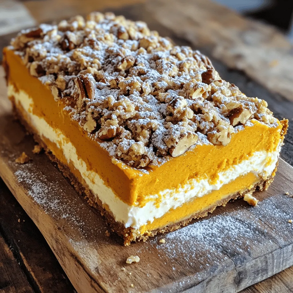 - 1 ½ Tassen Weizenmehl - 2 große Eier - 1 Tasse Kürbispüree aus der Dose Die Hauptzutaten sind einfach zu finden. Weizenmehl ist die Basis für den Teig. Eier geben dem Laib Struktur und Feuchtigkeit. Das Kürbispüree sorgt für den besonderen Geschmack und die schöne Farbe. - ½ Tasse Weizenmehl - ½ Tasse Haferflocken - ¼ Tasse ungesalzene Butter, geschmolzen - ½ Tasse brauner Zucker, fest gepackt - ½ Teelöffel gemahlener Zimt - ¼ Teelöffel Salz Die Streusel sind das i-Tüpfelchen. Sie geben dem Laib einen knusprigen Belag. Haferflocken sorgen für einen tollen Biss. Zimt bringt eine warme Note, die perfekt zu Kürbis passt. - Glutenfreie Mehloptionen - Vegane Ei-Alternativen Für glutenfreie Varianten kann man Mandelmehl oder Reismehl verwenden. Diese Mehle bringen einen anderen Geschmack, sind aber sehr gut. Wenn du vegan backen möchtest, kannst du Apfelmus oder Leinsamen als Ei-Ersatz nutzen. So bleibt der Laib schön saftig und lecker. - Heize deinen Ofen auf 175°C vor. - Fette eine 9x5 Zoll Kastenform mit Butter ein oder lege sie mit Backpapier aus. - Mische in einer mittleren Schüssel die trockenen Zutaten: Weizenmehl, Backpulver, Natron, Salz, gemahlenen Zimt und gemahlene Muskatnuss. - In einer großen Schüssel die weiche Butter mit braunem Zucker und Kristalzucker cremig schlagen. Das dauert etwa 3-4 Minuten. - Teile den Kürbisteig in zwei Hälften und lege die erste Hälfte in die Kastenform. - Löffle die Frischkäse-Mischung darauf und verstreiche sie vorsichtig. - Gib die zweite Hälfte des Kürbisteigs darüber. - Bereite den Streusel-Belag aus Weizenmehl, Haferflocken, braunem Zucker, geschmolzener Butter, Zimt und Salz in einer separaten Schüssel vor. - Streue den Streusel gleichmäßig über den Kürbisteig in der Form. - Übermixen der Teige: Wenn du die Teige zu lange rührst, wird der Laib dicht und trocken. Mische nur bis alles gut verbunden ist. Das ist der Schlüssel zu einem lockeren Kuchen. - Backzeit überprüfen: Jeder Ofen backt anders. Schau nach 55 Minuten nach dem Laib. Ein Zahnstocher sollte sauber herauskommen. Wenn nicht, backe weiter. - Richtige Buttertemperatur: Die Butter sollte weich, aber nicht geschmolzen sein. Lass sie bei Raumtemperatur stehen. So lässt sie sich besser mit Zucker vermischen. - Alternativen zu Frischkäse: Wenn du keinen Frischkäse hast, probiere griechischen Joghurt. Er gibt eine ähnliche Cremigkeit, hat aber weniger Fett. - Servierideen: Schneide den Laib in dicke Scheiben. Lege die Stücke auf ein rustikales Holzbrett. Das sieht schön aus. - Dekoration mit Puderzucker: Siebe etwas Puderzucker über die Stücke, kurz bevor du servierst. Das gibt dem Laib einen tollen Look. Füge ein paar Pekannüsse hinzu, um es noch einladender zu machen. {{image_4}} Einige einfache Ergänzungen bringen neuen Geschmack. Du kannst Schokoladenstückchen in den Teig geben. Sie schmelzen beim Backen und machen jeden Bissen süßer. Nüsse oder Trockenfrüchte sind auch eine tolle Wahl. Sie fügen Crunch und zusätzliche Aromen hinzu. Denk an Walnüsse oder Cranberries. Um den Geschmack zu erweitern, probiere Kürbisgewürz statt nur Zimt. Es gibt dem Laib eine tiefere, wärmere Note. Wenn du auf Zucker verzichten willst, nimm alternative Süßungsmittel wie Honig oder Agavendicksaft. Diese Optionen bieten dir Flexibilität und Geschmack. Für eine glutenfreie Variante kannst du Mandelmehl oder Kokosmehl verwenden. Diese Mehle geben dem Laib eine einzigartige Textur. Wenn du vegan bist, ersetze die Eier durch Apfelmus oder Leinsamen. Das hält die Konsistenz und macht das Rezept pflanzlich. Um deinen Kürbis Pecan Streusel Cheesecake Laib frisch zu halten, gibt es einfache Möglichkeiten. - Kühlung und Gefrieroptionen: Du kannst den Laib im Kühlschrank lagern. Wickel ihn gut ein, um ihn vor der Luft zu schützen. Wenn du ihn länger aufbewahren willst, friere ihn in Scheiben ein. Das macht das spätere Auftauen leicht. - Aufbewahrung in luftdichten Behältern: Verwende luftdichte Behälter, um den Laib zu lagern. So bleibt er frisch und feucht. Die Haltbarkeit ist wichtig, damit du den besten Geschmack erhältst. - Haltbarkeit im Kühlschrank: Im Kühlschrank bleibt der Laib bis zu einer Woche frisch. Achte darauf, ihn gut verpackt zu halten. - Lagern im Gefrierschrank: Im Gefrierschrank kann der Laib bis zu drei Monate halten. Das Einfrieren in Scheiben hilft, ihn schnell zu genießen. Wenn du deinen Kürbis Pecan Streusel Cheesecake Laib wieder aufwärmen willst, gibt es ein paar Tricks. - Mikrowellen- und Ofenoptionen: Du kannst den Laib in der Mikrowelle für 30 Sekunden aufwärmen. Wenn du den Ofen benutzt, heize ihn auf 160°C vor und backe für etwa 10 Minuten. - Vermeidung von Austrocknen: Decke den Laib mit Alufolie ab, wenn du ihn im Ofen erhitzt. So bleibt er saftig und weich. Der Laib sollte 55-60 Minuten backen. Der Ofen sollte auf 175°C vorgeheizt sein. Um sicherzustellen, dass der Laib gut durch ist, verwenden Sie einen Zahnstocher. Wenn der Zahnstocher sauber herauskommt, ist der Laib fertig. Wenn der Streusel zu schnell bräunt, decken Sie ihn mit Aluminiumfolie ab. So bleibt er goldbraun und knusprig. Ja, frisches Kürbispüree ist eine tolle Option. Frisches Püree hat einen intensiveren Geschmack. Es kann jedoch mehr Feuchtigkeit enthalten. Dies kann die Konsistenz des Teigs beeinflussen. Dosenkürbis hat eine gleichmäßige Textur und ist einfacher zu verwenden. Wenn Sie frisches Kürbispüree nutzen, achten Sie darauf, das Wasser gut abzulassen. Für Getränke passen Kaffee oder ein milder Gewürztee gut. Diese Getränke ergänzen den Geschmack des Käselaibs. Auch ein leichter Rotwein kann eine gute Wahl sein. Als Dessert können Sie eine Kugel Vanilleeis servieren. Das Eis schmilzt leicht und harmoniert perfekt mit dem warmen Laib. Diese Anleitung hilft dir, einen köstlichen Kürbiskuchen zu backen. Du hast die Hauptzutaten, die Streusel und sogar Alternativen für spezielle Diäten kennengelernt. Das Schritt-für-Schritt-Verfahren macht das Backen einfach. Ich teile Tipps, um Fehler zu vermeiden und die beste Konsistenz zu erreichen. Du kannst den Kuchen auch variieren und aufbewahren. Denke daran, deine eigenen Ideen einzubringen! Mit diesen Informationen schaffst du einen wunderbaren Herbstgenuss. Viel Spaß beim Backen und genießen!