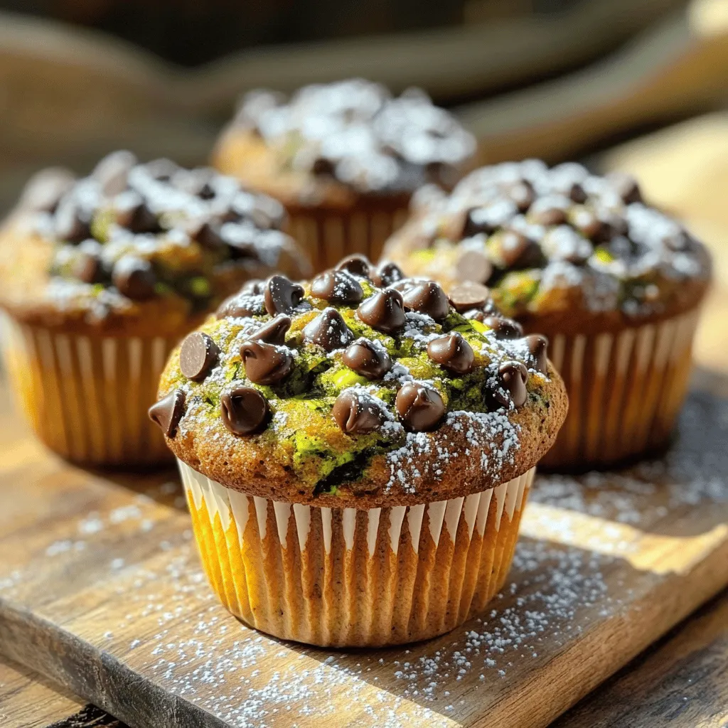 Um die besten Schokoladenstückchen Zucchini-Brot Muffins zu machen, benötigst du: - 1 mittelgroße Zucchini, gerieben - 240 ml Allzweckmehl - 120 ml Vollkornmehl - 1 Teelöffel Natron - 1/2 Teelöffel Backpulver - 1/2 Teelöffel Salz - 1 Teelöffel Zimt - 100 g brauner Zucker, gepackt - 50 g Kristallzucker - 120 ml Pflanzenöl - 2 große Eier - 1 Teelöffel Vanilleextrakt - 175 g halbherbe Schokoladenstückchen - Optional: 60 g gehackte Walnüsse oder Pekannüsse Diese Zutaten sorgen für eine perfekte Mischung aus Feuchtigkeit und Geschmack. Die Zucchini gibt den Muffins eine saftige Textur. Falls du keine Zucchini zur Hand hast, kannst du auch andere Gemüsesorten verwenden. Karotten sind eine tolle Wahl. Sie bringen ebenfalls Süße und Feuchtigkeit in den Teig. Auch Kürbis funktioniert gut. Achte darauf, die Menge ähnlich zu halten. Die Schokoladenstückchen sind der Star dieser Muffins. Verwende halbherbe Schokoladenstückchen für den besten Geschmack. Achte auf die Qualität. Hochwertige Schokolade schmilzt schön und gibt einen tollen Schokoladengeschmack. Du kannst auch Vollmilchschokolade oder sogar weiße Schokolade verwenden, wenn du etwas anderes möchtest. Heize deinen Ofen auf 175°C vor. Das ist die perfekte Temperatur für die Muffins. Lege das Muffinblech mit Papierförmchen aus. Alternativ kannst du es leicht mit Kochspray einfetten. So kleben die Muffins nach dem Backen nicht fest. In einer mittelgroßen Schüssel vermengst du die geriebene Zucchini mit dem Pflanzenöl. Füge den braunen Zucker und den Kristallzucker hinzu. Danach kommen die Eier und der Vanilleextrakt dazu. Rühre kräftig mit einem Schneebesen, bis die Mischung schön glatt ist. Das sorgt für eine feuchte Basis. Nimm eine separate Schüssel und vermische das Allzweckmehl, das Vollkornmehl, das Natron, das Backpulver, das Salz und den Zimt. Diese trockenen Zutaten sind wichtig für die Struktur der Muffins. Achte darauf, dass alles gut vermischt ist. Füge die trockenen Zutaten nach und nach zur feuchten Zucchinimischung hinzu. Rühre vorsichtig, bis alles gerade so verbunden ist. Übermische den Teig nicht, sonst werden die Muffins hart. Nun hebe die Schokoladenstückchen und die Nüsse unter. Teile den Teig gleichmäßig in die Muffinförmchen auf, sodass jedes etwa 2/3 voll ist. Backe die Muffins für 18-20 Minuten. Du kannst mit einem Zahnstochertest prüfen, ob sie fertig sind. Steche in die Mitte eines Muffins; der Zahnstocher sollte sauber herauskommen. Lass die Muffins 5 Minuten im Blech abkühlen. Danach übertrage sie auf ein Kuchengitter, um vollständig abzukühlen. Um fluffige Muffins zu bekommen, achte darauf, die Zutaten nicht zu übermixen. Mische die nassen und trockenen Zutaten nur, bis alles gerade so vermischt ist. Eine zu lange Rührzeit kann die Muffins hart machen. Verwende Raumtemperatur-Eier, um eine bessere Textur zu erreichen. Das macht den Teig luftiger. Wähle eine frische, feste Zucchini aus. Sie sollte keine großen Flecken oder weiche Stellen haben. Kleinere Zucchini sind oft süßer und zarter. Wasche die Zucchini gut und reibe sie grob. Du musst sie nicht schälen, da die Schale viele Nährstoffe hat. Wenn sie sehr wässrig ist, drücke etwas Flüssigkeit heraus, bevor du sie hinzufügst. Ein häufiger Fehler ist, die Muffins zu lange zu backen. Überprüfe sie nach 18 Minuten mit einem Zahnstochertest. Wenn der Zahnstocher sauber herauskommt, sind sie bereit. Ein weiterer Fehler ist, die Muffins zu dicht zu befüllen. Fülle die Förmchen nur bis zu zwei Dritteln, damit sie beim Backen aufgehen können. {{image_4}} Du kannst die Schokoladenstückchen leicht ersetzen. Nutze weiße Schokolade für eine süßere Note. Dunkle Schokolade gibt einen kräftigen Geschmack. Oder probiere Erdnussbutterstückchen für eine nussige Überraschung. Für Fruchtliebhaber sind getrocknete Kirschen oder Cranberries eine tolle Wahl. Diese Optionen machen deine Muffins spannend und lecker. Nüsse geben deinen Muffins einen tollen Crunch. Walnüsse oder Pekannüsse passen gut zu Zucchini. Du kannst auch Mandeln oder Haselnüsse verwenden. Für einen besonderen Kick füge Gewürze wie Muskatnuss hinzu. Ein Teelöffel kann viel Geschmack bringen. Zimt ist auch eine wunderbare Ergänzung, die die Süße hebt. Für vegane Muffins ersetze die Eier durch Apfelmus oder Leinsamen. Nutze pflanzliche Milch und veganes Öl. Wenn du glutenfrei backen möchtest, wähle glutenfreies Mehl. Eine Mischung aus Mandel- und Kokosmehl funktioniert hervorragend. Achte darauf, auch das Backpulver zu überprüfen, um sicherzustellen, dass es glutenfrei ist. So kannst du alle genießen! Um die Frische deiner Schokoladenstückchen Zucchini-Brot Muffins zu erhalten, lege sie in einen luftdichten Behälter. Du kannst sie auch in Frischhaltefolie wickeln. Stelle sicher, dass die Muffins vollständig abgekühlt sind, bevor du sie lagerst. So vermeidest du, dass sie matschig werden. Die Muffins bleiben so bis zu fünf Tage frisch. Wenn du deine Muffins länger aufbewahren möchtest, friere sie einfach ein. Lege die abgekühlten Muffins in einen Gefrierbeutel. Achte darauf, so viel Luft wie möglich zu entfernen. Beschrifte den Beutel mit dem Datum. Die Muffins halten sich bis zu drei Monate im Gefrierfach. Um sie zu genießen, lasse sie einfach bei Raumtemperatur auftauen oder erwärme sie kurz in der Mikrowelle. Im Kühlschrank bleiben die Muffins etwa eine Woche frisch. Lagere sie in einem luftdichten Behälter, um die Feuchtigkeit zu halten. So bleiben sie weich und lecker. Wenn du die Muffins länger aufbewahren möchtest, ist das Einfrieren die bessere Option. Du kannst die Zucchini schälen, aber das ist nicht nötig. Die Schale enthält viele Nährstoffe. Außerdem gibt sie den Muffins Farbe und etwas Textur. Wenn du die Zucchini schälst, wird der Geschmack milder. Um die Muffins süßer zu machen, kannst du mehr Zucker hinzufügen. Du kannst auch Honig oder Ahornsirup verwenden. Ein paar zusätzliche Schokoladenstückchen helfen ebenfalls. Teste die Süße, bevor du den Teig backst, um die perfekte Balance zu finden. Ja, diese Muffins sind großartig für Kinder! Sie sind süß und schokoladig. Die Zucchini macht sie feucht und lecker. Kinder lieben die Kombination aus Schokolade und dem leichten Gemüsegeschmack. Sie sind auch eine gute Möglichkeit, Gemüse heimlich in die Ernährung zu bringen. Dieses Rezept ergibt etwa 12 Muffins. Die Anzahl kann leicht variieren, je nachdem, wie viel Teig du in jedes Förmchen gibst. Achte darauf, die Förmchen nicht zu voll zu machen, damit die Muffins gleichmäßig aufgehen. Zusammengefasst haben wir die Zutaten, die Anleitung und die Tipps für schokoladenstückchen Zucchini-Brot Muffins durchgegangen. Du hast gelernt, wie du die Muffins fluffig machst und welche Alternativen du nutzen kannst. Ob für Kinder oder als Snack, dieses Rezept hat viele Variationen. Folge den Lagerungshinweisen, um die Frische zu sichern. Mit diesen Infos bist du bereit, köstliche Muffins zu backen. Viel Spaß beim Ausprobieren!