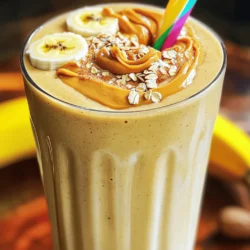 - 1 reife Banane, in Scheiben geschnitten - 2 Esslöffel natürliche Erdnussbutter - 1/2 Tasse Haferflocken - 1 Tasse Mandelmilch (oder Milch nach Wahl) - 1 Esslöffel Honig oder Ahornsirup (optional, für zusätzliche Süße) - 1/2 Teelöffel Vanilleextrakt - Eine Prise Zimt - Eiswürfel (optional, für einen erfrischenden Smoothie) Diese Mischung ergibt eine große Portion. Du kannst sie in einem hohen Glas servieren. Wenn du magst, kannst du auch die Menge verdoppeln, um zwei Portionen zu machen. Das ist perfekt für einen gesunden Snack oder ein schnelles Frühstück. Zuerst schneide die reife Banane in Scheiben. Das hilft beim Mixen. Lege dann die anderen Zutaten bereit. Du brauchst: - 1 reife Banane, in Scheiben geschnitten - 2 Esslöffel natürliche Erdnussbutter - 1/2 Tasse Haferflocken - 1 Tasse Mandelmilch (oder Milch nach Wahl) - 1 Esslöffel Honig oder Ahornsirup (optional) - 1/2 Teelöffel Vanilleextrakt - Eine Prise Zimt - Eiswürfel (optional) Gib die geschnittene Banane zuerst in den Mixer. Dann füge die Erdnussbutter und die Haferflocken hinzu. Gieße die Mandelmilch über die Zutaten. Wenn du es süßer magst, füge nun den Honig oder Ahornsirup hinzu. Danach kommen Vanilleextrakt und Zimt dazu. Wenn du einen kühlen Smoothie willst, füge ein paar Eiswürfel hinzu. Mixe alles für ein bis zwei Minuten. Achte darauf, dass die Mischung glatt und cremig wird. Probiere den Smoothie nach dem Mixen. Wenn er dir nicht süß genug ist, kannst du mehr Honig oder Ahornsirup hinzufügen. Mixe dann für ein paar Sekunden weiter. Wenn der Smoothie zu dick ist, kannst du mehr Mandelmilch hinzufügen. So passt du die Konsistenz nach deinem Geschmack an. Um deinen Smoothie cremig zu machen, wähle die richtige Milch. Ich empfehle Mandelmilch, aber auch andere Sorten sind gut. Vollmilch macht ihn extra reichhaltig. Verwende gefrorene Bananen, um die Textur zu verbessern. Sie machen den Smoothie kälter und dicker. Einfach die Bananen in Scheiben schneiden und einfrieren. Füge Proteinpulver hinzu, um deinem Smoothie mehr Nährstoffe zu geben. Es gibt viele Sorten, die gut schmecken. Dies macht ihn auch sättigender. Chiasamen sind eine gute Wahl für gesunde Fette und Ballaststoffe. Sie sind klein, aber sehr nahrhaft. Einfach einen Esslöffel hinzufügen. Optisch kannst du den Smoothie aufwerten. Träufle etwas Erdnussbutter obenauf. Bestreue ihn mit Haferflocken oder einem Hauch Zimt. Serviere den Smoothie mit einem Strohhalm oder einem Löffel. Das macht das Trinken einfacher und macht Spaß. {{image_4}} Für eine vegane Version des Peanut Butter Banana Oat Smoothie gibt es tolle Alternativen. Nutze pflanzliche Produkte, um den Geschmack zu behalten. Statt Kuhmilch nimmst du einfach Mandelmilch oder Hafermilch. Diese bieten eine schöne Cremigkeit. Für die Erdnussbutter gibt es keinen Ersatz, da diese bereits vegan ist. Du kannst auch Agavendicksaft anstelle von Honig verwenden. So bleibt der Smoothie süß und lecker. Möchtest du mehr Protein? Dann füge einfach Proteinpulver hinzu. Das hilft dir, den Tag gut zu starten. Auch Nüsse und Samen sind eine gute Wahl. Mandeln oder Chiasamen geben dir zusätzliches Protein und gesunde Fette. Mische sie einfach in den Smoothie. So wird dein Getränk nicht nur nahrhaft, sondern auch sättigend. Zusätzlich zur Banane kannst du verschiedene Obstsorten verwenden. Zum Beispiel sind Beeren eine fruchtige Ergänzung. Himbeeren oder Erdbeeren bringen frischen Geschmack. Mango ist auch eine tolle Wahl und verleiht dem Smoothie eine tropische Note. Experimentiere mit den Früchten, die du magst. So bleibt dein Smoothie spannend und lecker. Der Smoothie bleibt im Kühlschrank etwa 1-2 Tage frisch. Achte darauf, ihn in einem luftdichten Behälter aufzubewahren. So bleibt der Geschmack erhalten und der Smoothie oxidiert nicht. Gläser mit Schraubverschluss oder Kunststoffbehälter sind ideal. Wenn du den Smoothie auf Vorrat machen möchtest, friere ihn in Portionen ein. Verwende Eiswürfelformen oder kleine Behälter. So hast du immer einen schnellen Snack parat. Zum Auftauen stelle den Behälter einfach in den Kühlschrank oder lasse ihn bei Raumtemperatur. Du kannst den gefrorenen Smoothie auch direkt im Mixer mit etwas frischer Milch wieder mixen. Um Zeit zu sparen, bereite die Zutaten vor. Schneide die Banane und messe die Haferflocken ab. Du kannst alles auch in einem Behälter mischen. So hast du nur noch den Mixer zu bedienen, wenn du bereit bist. Das macht die Zubereitung einfach und schnell. Um den Smoothie süßer zu machen, kannst du Honig oder Ahornsirup hinzufügen. Ein Esslöffel reicht oft aus, um den Geschmack zu verbessern. Wenn du es noch süßer magst, füge einfach mehr hinzu. Du kannst auch reife Bananen verwenden, da sie von Natur aus süßer sind. Experimentiere mit der Süße, bis es dir gefällt. Ja, du kannst andere Milcharten verwenden. Mandelmilch ist sehr beliebt, aber auch Kuhmilch oder Sojamilch sind gute Alternativen. Wenn du eine cremigere Konsistenz willst, probiere Kokosmilch. Jede Milch hat ihren eigenen Geschmack, also wähle die, die dir am besten gefällt. Ja, dieser Smoothie ist glutenfrei, wenn du glutenfreie Haferflocken verwendest. Achte darauf, dass die Haferflocken als glutenfrei gekennzeichnet sind. So kannst du sicher sein, dass dein Smoothie für alle geeignet ist. Wenn du dir unsicher bist, prüfe die Verpackung. Du hast jetzt alle Tipps und Anleitungen, um einen leckeren Smoothie zuzubereiten. Wir haben die Hauptzutaten besprochen, die deinem Getränk cremige Textur geben. Du weißt auch, wie du es anpassen kannst, um den perfekten Geschmack zu finden. Denke daran, mit verschiedenen Variationen zu experimentieren, um Neues zu entdecken. Egal, ob du vegan bist oder Protein hinzugefügt möchtest, die Möglichkeiten sind endlos. Eine gute Lagerung sorgt dafür, dass dein Smoothie immer frisch bleibt. Viel Spaß beim Mixen und Genießen!