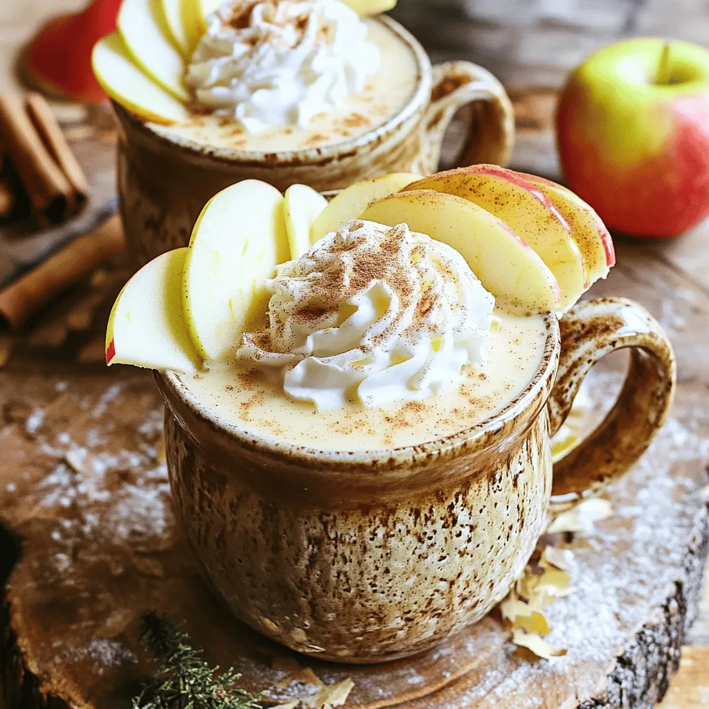 Für den perfekten Maple Apple Spice Latte brauchen Sie folgende Zutaten: - 4 Tassen ungesüßter Apfelsaft - 1 Tasse Vollmilch (oder Mandelmilch) - 1/4 Tasse reiner Ahornsirup - 2 Teelöffel gemahlener Zimt - 1 Teelöffel gemahlene Muskatnuss - 1/2 Teelöffel gemahlener Ingwer - 1/4 Teelöffel Piment - 2 Teelöffel Vanilleextrakt - Schlagsahne (zum Dekorieren) - In Scheiben geschnittene Äpfel und eine Prise Zimt (zur Garnitur) Wenn Sie es extra süß mögen, fügen Sie mehr Ahornsirup hinzu. Er hat einen tollen Geschmack. Alternativ können Sie auch Honig oder Agavendicksaft verwenden. Diese Optionen passen gut zu den warmen Gewürzen in der Latte. Frische Gewürze machen einen großen Unterschied. Achten Sie darauf, dass die Gewürze aromatisch sind. Kaufen Sie möglichst ganze Gewürze und mahlen Sie sie selbst. So bleiben die Aromen stark. Wenn Sie gemahlene Gewürze verwenden, prüfen Sie das Haltbarkeitsdatum. Frische Gewürze sorgen für einen köstlicheren Latte. Um die Latte zuzubereiten, nehme ich zuerst meinen Slow Cooker. Ich gebe 4 Tassen ungesüßten Apfelsaft hinein. Dann füge ich 1 Tasse Vollmilch oder Mandelmilch hinzu. Danach kommt 1/4 Tasse reiner Ahornsirup dazu. Für den Geschmack mische ich 2 Teelöffel gemahlenen Zimt, 1 Teelöffel Muskatnuss, 1/2 Teelöffel Ingwer und 1/4 Teelöffel Piment rein. Ich gebe auch 2 Teelöffel Vanilleextrakt hinzu. Alles gut verrühren, dann ist die Basis fertig. Jetzt decke ich den Slow Cooker ab und stelle ihn auf niedrige Hitze. Ich lasse die Mischung 2 bis 3 Stunden köcheln. Es ist wichtig, gelegentlich umzurühren. So vermischen sich die Aromen gut. Nach 2 bis 3 Stunden mache ich einen Geschmackstest. Wenn es mir nicht süß genug ist, füge ich mehr Ahornsirup hinzu. Das macht den Latte perfekt! Kurz vor dem Servieren benutze ich einen Schneebesen. Damit schäume ich die Mischung leicht auf. Dann schöpfe ich die Latte in Tassen. Für die Garnitur gebe ich einen Klecks Schlagsahne oben drauf. Ich dekoriere jede Tasse mit Apfelscheiben und einer Prise Zimt. So sieht die Latte nicht nur gut aus, sie schmeckt auch fantastisch! Um den besten Geschmack zu erzielen, verwenden Sie frischen Apfelsaft. Der ungesüßte Saft bringt die beste Süße. Kombinieren Sie die Gewürze gut. Achten Sie darauf, die Mischung regelmäßig zu rühren. So verbinden sich die Aromen besser. Ein Geschmackstest nach zwei Stunden hilft auch, die Süße anzupassen. Fügen Sie mehr Ahornsirup hinzu, wenn Sie es süßer wollen. Ein häufiger Fehler ist, den Slow Cooker zu überfüllen. Halten Sie sich an die Rezeptmenge. Ein weiterer Fehler ist, die Hitze falsch einzustellen. Verwenden Sie immer die niedrige Hitze für die besten Ergebnisse. Rühren Sie die Mischung nicht oft genug um. Das kann zu ungleichmäßigen Aromen führen. Achten Sie darauf, den Deckel während des Kochens nicht oft zu entfernen. So bleibt die Hitze drin. Für die Zubereitung benötigen Sie einen Slow Cooker. Ein guter Mixer hilft, die Mischung glatt zu machen. Ein Schneebesen ist nützlich, um die Latte vor dem Servieren aufzuschäumen. Verwenden Sie Tassen mit einem großen Fassungsvermögen, um das Getränk zu servieren. Schneidebretter und scharfe Messer sind wichtig für die Äpfel. Achten Sie darauf, alles gut zu reinigen, um die Aromen zu bewahren. {{image_4}} Sie können verschiedene Milchsorten verwenden. Ich empfehle Mandelmilch für einen nussigen Geschmack. Kokosmilch gibt der Latte eine tropische Note. Hafermilch ist eine weitere gute Wahl. Sie ist cremig und leicht süßlich. Achten Sie darauf, ungesüßte Varianten zu wählen. So bleibt der Geschmack des Ahornsirups klar. Fühlen Sie sich frei, mit Aromen zu spielen! Eine Prise Nelken kann die Wärme erhöhen. Ein Hauch von Karamell kann den Latte noch süßer machen. Wenn Sie etwas Schokolade mögen, probieren Sie Kakaopulver. Ein Spritzer Espresso gibt Ihnen den Kick für den Morgen. Das macht die Latte besonders lecker. Für vegane Gäste können Sie alle Milchsorten durch pflanzliche Alternativen ersetzen. Verwenden Sie statt Ahornsirup Agavendicksaft für eine weitere süße Option. Bei einer glutenfreien Diät ist diese Latte perfekt. Alle Zutaten sind glutenfrei. Wenn Sie Zucker vermeiden möchten, probieren Sie Stevia oder Erythrit. So bleibt der Genuss ohne schlechtes Gewissen. Wenn Sie etwas von Ihrer Ahorn-Apfel-Gewürz-Latte übrig haben, speichern Sie sie gut. Lassen Sie die Latte zuerst auf Raumtemperatur abkühlen. Gießen Sie sie dann in einen luftdichten Behälter. Stellen Sie sicher, dass der Behälter sauber ist. So bleibt der Geschmack frisch. Lagern Sie die Latte im Kühlschrank. Sie bleibt dort etwa 3 bis 5 Tage gut. Um die Latte wieder warm zu machen, gießen Sie sie in einen Topf. Erhitzen Sie sie bei mittlerer Hitze. Rühren Sie oft, damit sie nicht anbrennt. Sie können die Latte auch in der Mikrowelle erwärmen. Stellen Sie die Mikrowelle auf mittlere Wärme und erhitzen Sie sie in kurzen Intervallen. Rühren Sie nach jeder Minute um, um eine gleichmäßige Wärme zu erreichen. Die Zutaten der Latte haben eine gute Haltbarkeit. Ungeöffneter Apfelsaft bleibt bis zu einem Jahr haltbar. Nach dem Öffnen sollten Sie ihn innerhalb von 7 bis 10 Tagen verbrauchen. Vollmilch hält im Kühlschrank etwa eine Woche. Ahornsirup kann Monate lang halten, wenn er kühl bleibt. Das fertige Getränk bleibt im Kühlschrank 3 bis 5 Tage frisch. Achten Sie darauf, es gut zu lagern. Du kannst die Latte bis zu 4 Stunden im Slow Cooker lassen. Ich empfehle, es nach 2 bis 3 Stunden zu probieren. So kannst du den Geschmack anpassen. Wenn du es länger lässt, werden die Aromen intensiver. Aber achte darauf, dass die Mischung nicht zu heiß wird. Ja, du kannst den Ahornsirup durch Honig oder Agavendicksaft ersetzen. Diese Süßstoffe bringen auch einen eigenen Geschmack. Wenn du eine zuckerfreie Option suchst, probiere Süßstoff oder Stevia. Achte darauf, die Menge anzupassen, da diese süßer sein können. Um die Latte vegan zu machen, ersetze die Vollmilch durch pflanzliche Milch wie Mandel- oder Hafermilch. Verwende auch einen pflanzlichen Süßstoff, wenn du es wünschst. Das Rezept bleibt einfach und lecker. Du verpasst nichts an Geschmack und kannst die Latte genießen. Wir haben die wichtigsten Zutaten für eine leckere Latte im Slow Cooker besprochen. Dazu gehören frische Gewürze und Tipps zur Auswahl. Ich habe dir eine einfache Schritt-für-Schritt-Anleitung gegeben, um das perfekte Getränk zuzubereiten. Denk an die häufigsten Fehler und die empfohlenen Tools, um das Beste aus deinem Rezept herauszuholen. Variiere mit verschiedenen Milchsorten und Aromen, um deine Latte anzupassen. Zum Schluss erklärte ich, wie du die Reste richtig lagerst. So kannst du deine Latte genießen, wann immer du willst.