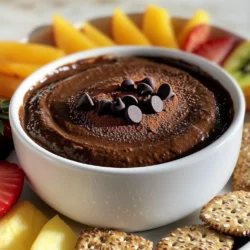Um den Brownie Batter Protein Dip zuzubereiten, brauchst du folgende Hauptzutaten: - 1 Tasse Schokoladen-Protein-Pulver - 1/2 Tasse Mandelbutter (oder Erdnussbutter) - 1/4 Tasse ungesüßtes Kakaopulver - 1/3 Tasse Ahornsirup (oder Agavendicksaft) - 1/2 Tasse griechischer Joghurt (natur oder Vanille) - 1 Teelöffel Vanilleextrakt - 1/4 Teelöffel Salz - 1/4 Tasse Mini-Schokoladenstückchen (optional) Diese Zutaten geben dem Dip seinen schokoladigen Geschmack und eine cremige Textur. Das Proteinpulver sorgt für einen nahrhaften Kick. Wenn du nach gesunden Süßstoffen suchst, gibt es viele Optionen. Du kannst den Ahornsirup durch Agavendicksaft ersetzen. Auch Honig ist eine gute Wahl. Wenn du es noch gesünder magst, probiere Stevia oder Erythrit. Diese Süßstoffe haben weniger Kalorien und sind oft besser für den Blutzucker. Mandel- oder Erdnussbutter sind großartig, aber es gibt Alternativen. Cashewbutter bringt einen milden Geschmack. Sonnenblumenbutter ist eine nussfreie Option, die gut funktioniert. Auch Kokosnussbutter kann eine leckere und cremige Wahl sein. Wähle die Nussbutter, die dir am besten schmeckt. Für unseren Brownie Batter Protein Dip brauchst du einige einfache Zutaten. Hier ist, was du benötigst: - 1 Tasse Schokoladen-Protein-Pulver - 1/2 Tasse Mandelbutter (oder Erdnussbutter) - 1/4 Tasse ungesüßtes Kakaopulver - 1/3 Tasse Ahornsirup (oder Agavendicksaft) - 1/2 Tasse griechischer Joghurt (natur oder Vanille) - 1 Teelöffel Vanilleextrakt - 1/4 Teelöffel Salz - 1/4 Tasse Mini-Schokoladenstückchen (optional) Stelle sicher, dass alles bereit ist, bevor du beginnst. So geht es schneller und macht mehr Spaß. 1. Nimm eine große Rührschüssel. Vermenge dort das Schokoladen-Protein-Pulver, die Mandel- oder Erdnussbutter und das ungesüßte Kakaopulver. 2. Mische alles gut, bis du eine einheitliche Masse hast. 3. Jetzt fügst du den Ahornsirup, den griechischen Joghurt, den Vanilleextrakt und das Salz hinzu. 4. Verwende ein Handrührgerät oder einen Schneebesen, um alles gründlich zu verrühren. Achte darauf, dass keine Klumpen übrig bleiben. 5. Hast du Mini-Schokoladenstückchen? Hebe sie vorsichtig unter die Mischung. 6. Probiere den Dip. Wenn er dir nicht süß genug ist, füge mehr Ahornsirup hinzu. 7. Wenn alles gut vermischt ist, fülle den Dip in eine Servierschüssel. 8. Stelle die Schüssel für mindestens 30 Minuten in den Kühlschrank. So wird der Dip dick und kühl. Um Klumpen zu vermeiden, achte auf diese Punkte: - Mische die trockenen Zutaten gut, bevor du die feuchten Zutaten hinzufügst. - Verwende ein Handrührgerät, um eine gleichmäßige Konsistenz zu erreichen. - Wenn du Klumpen siehst, rühre weiter, bis die Mischung glatt ist. Mit diesen Schritten machst du einen leckeren Brownie Batter Protein Dip! Um die perfekte Konsistenz für deinen Dip zu erreichen, ist es wichtig, die Zutaten gut zu vermengen. Beginne mit dem Schokoladen-Protein-Pulver und der Nussbutter. Diese beiden Zutaten bilden die Basis. Achte darauf, sie gründlich zu mischen, bis keine Klumpen mehr vorhanden sind. Füge dann das Kakaopulver und die anderen feuchten Zutaten wie Ahornsirup und Joghurt hinzu. Diese helfen, den Dip cremig zu machen. Wenn du den Dip nach dem Kühlen probierst, kann er etwas dicker sein. Wenn du eine weichere Konsistenz magst, füge einfach etwas mehr Joghurt oder ein wenig Wasser hinzu. Die Präsentation ist wichtig, wenn du Gäste hast. Serviere den Dip in einer schönen Schüssel. Du kannst die Oberfläche mit einer Prise Kakaopulver oder ein paar Schokoladenstückchen dekorieren. Lege frisches Obst und Vollkorncracker um die Schüssel. Dies macht das Ganze ansprechender und lädt ein zum Dippen. Du kannst auch kleine Schalen für jeden Gast bereitstellen. Das gibt jedem die Möglichkeit, seinen eigenen Snack zu genießen. Um die Nährwerte zu verbessern, kannst du einige einfache Änderungen vornehmen. Ersetze den Ahornsirup durch einen gesünderen Süßstoff, wie Stevia. Das senkt den Zuckergehalt. Wenn du die Proteinmenge erhöhen möchtest, füge mehr Protein-Pulver hinzu. Du kannst auch Chiasamen oder Leinsamen unterrühren. Diese sind reich an Ballaststoffen und Omega-3-Fettsäuren. Achte darauf, die Menge der Nüsse zu kontrollieren, wenn du Nussbutter verwendest. Eine halbe Tasse ist oft genug, um Geschmack und Nährstoffe zu liefern. {{image_4}} Du kannst den Dip noch gesünder machen. Füge kleine Stücke von Protein-Riegeln hinzu. Diese geben eine gute Textur und mehr Nährstoffe. Schneide die Riegel in kleine Stücke und mische sie in den Dip. Das bringt noch mehr Geschmack und macht den Dip sättigender. Probier verschiedene Aromen aus! Ersetze die Mandelbutter durch Erdnussbutter. Diese Kombination schmeckt großartig. Du kannst auch andere Geschmäcker hinzufügen. Zum Beispiel, etwas Karamellsirup für eine süßere Note. Du kannst auch diverse Extrakte wie Mandel oder Kokosnuss ausprobieren. So bleibt der Dip spannend und lecker. Serviere den Dip mit verschiedenen Snacks. Obst wie Äpfel oder Bananen passen sehr gut. Du kannst auch Brezeln oder Vollkorncracker nutzen. Diese Snacks bieten einen tollen Kontrast zur Cremigkeit des Dips. Richte die Snacks schön um die Schüssel an. So sieht es ansprechend aus und macht mehr Spaß beim Essen. Um den Brownie Batter Protein Dip frisch zu halten, lagere ihn in einem luftdichten Behälter. Achte darauf, dass der Deckel fest schließt. So bleibt der Dip lange lecker und cremig. Du kannst ihn auch in Portionen aufteilen. Das hilft dir beim schnellen Snacken. Im Kühlschrank bleibt der Dip etwa 5 bis 7 Tage haltbar. Nach ein paar Tagen kann die Konsistenz etwas fester werden. Rühre einfach vor dem Servieren gut um. Wenn du den Dip länger aufbewahren willst, solltest du ihn einfrieren. Der Dip kann auch eingefroren werden. Fülle ihn in einen gefrierfesten Behälter. Lass etwas Platz, da sich der Dip beim Gefrieren ausdehnt. Du kannst den Dip bis zu 2 Monate im Gefrierfach aufbewahren. Zum Auftauen, lege ihn einfach über Nacht in den Kühlschrank. Rühre ihn gut durch, bevor du ihn wieder servierst. Um den Dip süßer zu machen, füge mehr Ahornsirup hinzu. Du kannst auch Mini-Schokoladenstückchen verwenden. Diese verstärken die Süße und den Schokoladengeschmack. Achte darauf, den Dip immer wieder zu probieren. So findest du die perfekte Süße für deinen Geschmack. Ja, du kannst das Rezept vegan machen. Ersetze den griechischen Joghurt durch eine pflanzliche Alternative, wie Kokosjoghurt. Verwende außerdem Agavendicksaft statt Ahornsirup, wenn du magst. Achte darauf, ein veganes Proteinpulver zu wählen. So bleibt der Dip lecker und pflanzenbasiert. Ich empfehle, ein Schokoladen-Protein-Pulver zu verwenden. Das passt gut zum Geschmack des Dips. Es gibt viele Marken, die gute Optionen bieten. Achte darauf, dass es ohne Zuckerzusatz ist. So bleibt der Dip gesund und schmackhaft. Dieser Blogbeitrag hat wichtige Punkte für einen Brownie Batter Protein Dip behandelt. Wir haben die Zutaten, Zubereitung, Tipps zur Konsistenz und viele Variationen aufgezeigt. Die richtigen Zutaten machen den Dip gesund und lecker. Mit einfachen Schritten gelingt er jedem. Denke daran, deinen Dip gut zu lagern, um die Frische zu bewahren. Mit diesen Informationen kannst du den perfekten Dip machen. Viel Spaß beim Ausprobieren und Teilen!