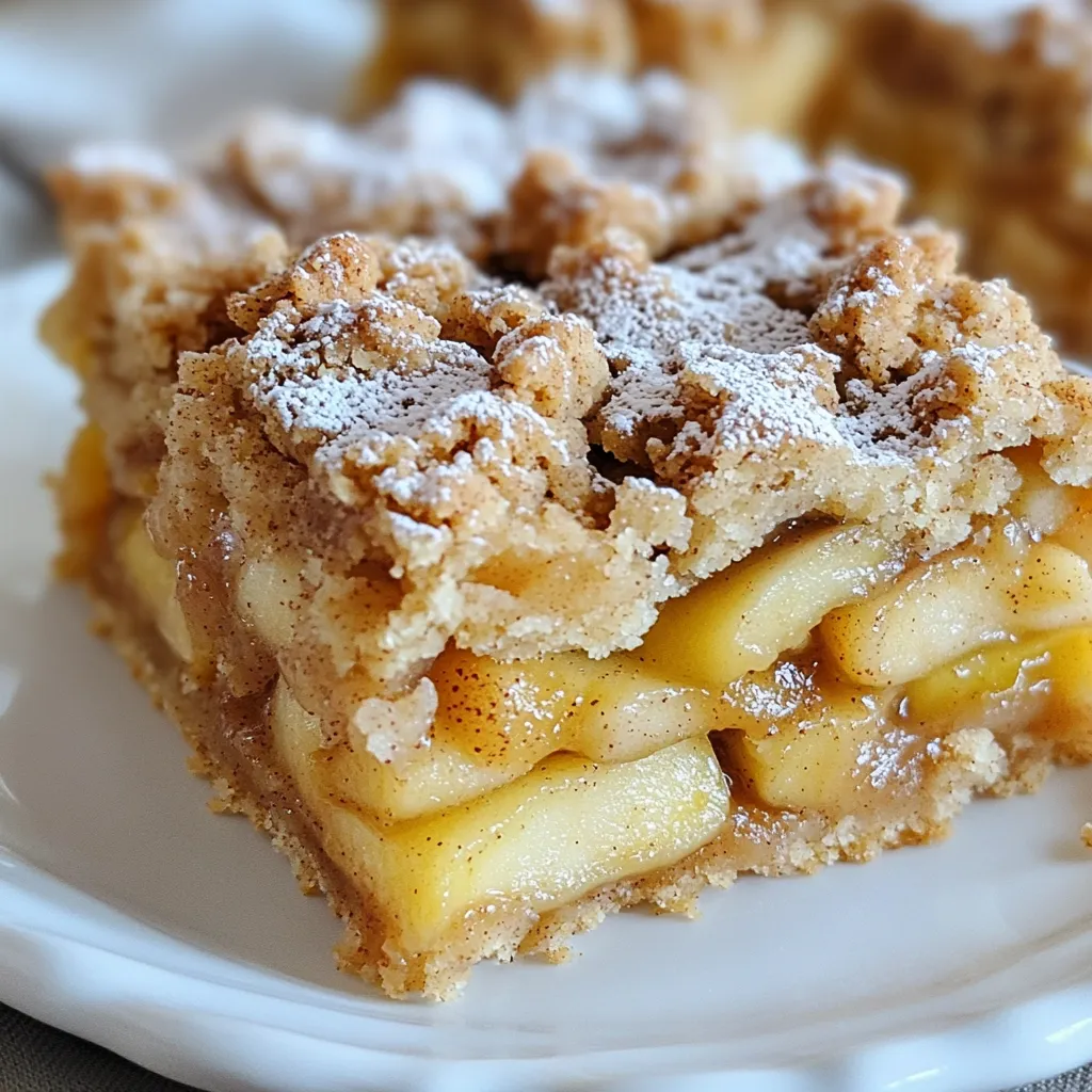 - 2 Tassen Weizenmehl - 3 große Äpfel (Granny Smith oder Honeycrisp) Wir beginnen mit den Hauptzutaten. Weizenmehl macht die Basis für unseren Teig. Es gibt den Riegeln die richtige Struktur. Äpfel bringen den frischen, süßen Geschmack. Ich empfehle Granny Smith oder Honeycrisp. Diese Sorten sind knackig und haben den perfekten Mix aus Süße und Säure. - 1/2 Tasse brauner Zucker - 1/2 Tasse weißer Zucker Die Süßungsmittel sind wichtig für den Geschmack. Brauner Zucker gibt den Riegeln eine tiefe Karamellnote. Weißer Zucker sorgt für die süße Basis. Zusammen schaffen sie die ideale Balance. Achte darauf, die Zuckermenge anzupassen, wenn du weniger süß magst. - 1/2 Tasse Butter, weich - 1 großes Ei - 1 Teelöffel Vanilleextrakt Nun zu den weiteren Zutaten. Die Butter macht den Teig schön weich. Sie sorgt auch für einen tollen Geschmack. Das Ei hilft, alles zusammenzuhalten. Vanilleextrakt bringt eine besondere Note. Es macht die Riegel noch leckerer. Nutze frische Zutaten für das beste Ergebnis. Heize deinen Ofen auf 175 °C vor. Du brauchst eine Backform von 23x23 cm. Fette die Form gut ein, damit die Riegel später nicht kleben. Nimm eine große Schüssel. Vermenge 2 Tassen Weizenmehl, 1/2 Tasse braunen Zucker, 1/2 Tasse weißen Zucker, 1 Teelöffel Backpulver, 1/4 Teelöffel Natron, 1/2 Teelöffel Salz und 1 Teelöffel gemahlenen Zimt. Mische alles gut, bis es gleichmäßig aussieht. In einer anderen Schüssel schlägst du 1/2 Tasse weiche Butter cremig. Füge dann 1 großes Ei und 1 Teelöffel Vanilleextrakt hinzu. Mische alles gut, bis die Masse luftig wird. Jetzt vermengst du die feuchten Zutaten mit den trockenen Zutaten. Rühre langsam, bis ein glatter Teig entsteht. Behalte etwa 1 Tasse von diesem Teig für die Streusel zurück. Drücke den restlichen Teig gleichmäßig in die Backform, um die Kruste zu bilden. Schäle und entkerne 3 große Äpfel. Schneide sie in kleine Stücke. In einer Schüssel vermengst du die Apfelstücke mit 1 Esslöffel Zitronensaft, 1/4 Tasse Zucker und 1 Esslöffel Maisstärke. Mische alles, bis die Äpfel gut bedeckt sind. Verteile die Apfelmischung gleichmäßig auf der Kruste. Streue den reservierten Teig über die Äpfel, um eine schöne Kruste zu bilden. Backe die Riegel 30-35 Minuten lang. Sie sind fertig, wenn die Oberseite goldbraun ist und die Äpfel blubbern. Lass sie nach dem Backen 15 Minuten abkühlen, bevor du sie in Riegel schneidest. Um deine Zimt-Apfel-Pie-Riegel perfekt zu backen, achte auf die Backzeit. Stelle den Ofen auf 175 °C. Die Riegel brauchen 30 bis 35 Minuten. Überprüfe die Riegel nach 30 Minuten. Sie sind fertig, wenn die Oberseite goldbraun ist. Außerdem blubbern die Äpfel leicht. Wenn die Riegel zu schnell bräunen, decke sie mit Alufolie ab. Die Füllung wird schöner, wenn du zusätzliche Fettquellen verwendest. Eine Möglichkeit ist, etwas mehr Butter in die Apfelmischung zu geben. Alternativ kannst du auch einen Löffel Sahne hinzufügen. Das macht die Füllung reichhaltiger und cremiger. Achte darauf, die Äpfel gut mit Zucker und Maisstärke zu vermengen. Serviere die Riegel warm oder bei Raumtemperatur. Eine Kugel Vanilleeis passt super dazu. Du kannst die Riegel auch mit Puderzucker bestäuben. Das gibt einen süßen Kick. Für etwas mehr Frische, füge einen Klecks Schlagsahne hinzu. Diese kleinen Extras machen die Riegel noch leckerer! {{image_4}} Um deinen Zimt-Apfel-Pie-Riegeln mehr Tiefe zu geben, füge Muskatnuss oder Nelken hinzu. Diese Gewürze ergänzen den Zimt perfekt. Sie bringen ein warmes Aroma, das an den Herbst erinnert. Eine Prise Muskatnuss kann Wunder wirken. Du kannst mit der Menge spielen, bis es dir gefällt. Wenn du Lust auf etwas anderes hast, probiere Birnen oder Kirschen. Diese Früchte sind saftig und süß. Birnen geben den Riegeln eine zarte Note. Kirschen fügen einen fruchtigen Kick hinzu. Beide Optionen bringen frische Aromen in dein Rezept. Spiel mit den Früchten, um deinen eigenen Lieblingsgeschmack zu finden. Für eine glutenfreie Version kannst du Ersatzmehl verwenden. Es gibt viele gute Alternativen wie Mandelmehl oder Kokosmehl. Diese Mehle geben den Riegeln eine andere Textur. Achte darauf, die Menge anzupassen. Das Ergebnis wird lecker und für alle geeignet sein. So kannst du die Riegel genießen, egal welche Diät du folgst. Um die Zimt-Apfel-Pie-Riegel frisch zu halten, bewahre sie in einem luftdichten Behälter auf. Stelle sicher, dass sie vollständig abgekühlt sind, bevor du sie verpackst. Du kannst die Riegel auch einfrieren. Schneide sie in Stücke und lege sie in einen gefriergeeigneten Beutel. Sie bleiben bis zu drei Monate frisch im Gefrierfach. Um sie aufzutauen, lasse sie einfach bei Raumtemperatur stehen. Die Riegel bleiben bei Zimmertemperatur etwa fünf Tage genießbar. Achte darauf, dass sie gut verpackt sind, um Austrocknung zu vermeiden. Im Kühlschrank halten sie sich bis zu einer Woche. Wenn du sie einfrierst, kannst du die Haltbarkeit auf mehrere Monate verlängern. Achte darauf, sie nicht zu lange im Kühlschrank zu lassen, um die besten Aromen zu erhalten. Zum Aufwärmen der Riegel gibt es mehrere gute Methoden. Du kannst sie in der Mikrowelle für 10-15 Sekunden erwärmen. So bleiben sie weich und lecker. Eine andere Methode ist, sie im Ofen bei 175 °C für etwa 5-10 Minuten zu erwärmen. Diese Methode macht die Riegel knuspriger. Serviere sie warm mit einer Kugel Vanilleeis oder etwas Schlagsahne für einen extra Genuss. Die Zimt-Apfel-Pie-Riegel benötigen insgesamt 55 Minuten. Die Vorbereitungszeit beträgt etwa 20 Minuten. Die Backzeit liegt zwischen 30 und 35 Minuten. So bleibt dir genug Zeit, um alles vorzubereiten und den leckeren Duft zu genießen, während sie im Ofen sind. Ja, du kannst die Riegel im Voraus zubereiten. Bereite sie einfach nach dem Rezept zu und lasse sie abkühlen. Du kannst die Riegel in einem luftdichten Behälter aufbewahren. So bleiben sie frisch und lecker. Wenn du sie später genießen möchtest, erwärme sie kurz im Ofen oder in der Mikrowelle. Diese Riegel schmecken besonders gut mit einer Kugel Vanilleeis. Auch ein Klecks Schlagsahne passt perfekt dazu. Du kannst sie auch mit Puderzucker bestäuben. Das gibt einen süßen und schönen Look. Diese Beilagen machen die Riegel noch besser. Ja, du kannst die Riegel vegan machen. Ersetze die Butter durch eine pflanzliche Margarine. Statt eines Eies kannst du einen Apfelmus verwenden. Etwa 1/4 Tasse Apfelmus ersetzt 1 Ei. So bleiben die Riegel saftig und lecker, auch ohne tierische Produkte. In diesem Blogpost haben wir die Hauptzutaten, die Zubereitung und wichtige Tipps für Zimt-Apfel-Pie-Riegel behandelt. Du weißt nun, wie du die perfekten Riegel backst und welche Variationen es gibt. Denke daran, mit den Zutaten zu experimentieren und Spaß beim Backen zu haben. Diese Riegel sind nicht nur lecker, sondern auch einfach zuzubereiten. Egal, ob für einen Snack oder ein Dessert, sie werden alle begeistern. Probiere sie bald aus und genieße den köstlichen Duft in deiner Küche!