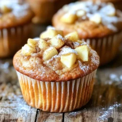 Um leckere Zimt-Apfel-Muffins zu backen, brauchst du folgende Zutaten: - 2 Tassen Weizenmehl - 1 Tasse Kristallzucker - 1 Esslöffel Backpulver - 1 Teelöffel Natron - 1 Teelöffel gemahlener Zimt - ½ Teelöffel Salz - 1 große Eier - 1 Tasse Milch - ½ Tasse Pflanzenöl - 2 Teelöffel Vanilleextrakt - 2 Tassen Äpfel, geschält und gewürfelt (etwa 2 mittelgroße Äpfel) - ½ Tasse brauner Zucker (für das Topping) - 1 Teelöffel gemahlener Zimt (für das Topping) Die Nährwertangaben sind wichtig, um zu wissen, was du isst. Jede Portion hat etwa: - Kalorien: 180 - Fett: 7 g - Kohlenhydrate: 28 g - Zucker: 10 g - Eiweiß: 3 g Diese Angaben können variieren, je nach den verwendeten Zutaten. Falls du einige Zutaten nicht hast, kannst du sie ersetzen. Hier sind einige Vorschläge: - Weizenmehl kann durch Dinkelmehl ersetzt werden. - Kristallzucker kann auch mit Honig oder Ahornsirup ersetzt werden. - Pflanzenöl kann durch Butter oder Kokosöl ersetzt werden. - Milch kann durch Pflanzenmilch wie Mandel- oder Hafermilch ersetzt werden. - Äpfel können durch Birnen oder andere Früchte ersetzt werden. Diese Alternativen geben dir mehr Flexibilität beim Backen. Heize den Ofen auf 175°C vor. Das ist die perfekte Temperatur für Muffins. Lege dein Muffinblech mit Papierförmchen aus oder fette es leicht ein. So bleibt der Teig nicht kleben. Nimm eine große Schüssel. Vermische dort 2 Tassen Weizenmehl, 1 Tasse Kristallzucker, 1 Esslöffel Backpulver, 1 Teelöffel Natron, 1 Teelöffel Zimt und ½ Teelöffel Salz. Mische die Zutaten gut. So sorgt die Mischung für einen gleichmäßigen Geschmack. In einer separaten Schüssel, schlage 1 großes Ei auf. Füge 1 Tasse Milch, ½ Tasse Pflanzenöl und 2 Teelöffel Vanilleextrakt hinzu. Rühre alles glatt. Die feuchten Zutaten geben den Muffins ihren besonderen Geschmack. Gieße die feuchten Zutaten in die Schüssel mit den trockenen Zutaten. Rühre vorsichtig um, bis alles gerade so vermischt ist. Nicht zu viel rühren! Füge nun 2 Tassen gewürfelte Äpfel hinzu. Diese bringen Frische und Saftigkeit in die Muffins. Nimm eine kleine Schüssel und vermenge ½ Tasse braunen Zucker mit 1 Teelöffel Zimt. Fülle jede Muffinform etwa zu 2/3 mit dem Teig. Streue dann großzügig einen Löffel der Zimt-Zucker-Mischung über jeden Muffin. Das Topping gibt eine süße Kruste. Backe die Muffins im vorgeheizten Ofen für 18-22 Minuten. Sie sind fertig, wenn sie goldbraun sind. Stecke einen Zahnstocher in die Mitte. Wenn er sauber herauskommt, sind die Muffins bereit. Lass sie 5 Minuten in der Form auskühlen, bevor du sie auf ein Kuchengitter legst. So bleiben sie weich und frisch. Um deine Muffins fluffig zu machen, achte auf die Zutaten. Mische die trockenen Zutaten gut. Die Mischung sollte luftig sein. Rühre dann die feuchten Zutaten langsam ein. Übermische den Teig nicht. Ein paar Klumpen sind okay. Das macht die Muffins locker und leicht. Die richtige Backtemperatur ist auch wichtig. Heize den Ofen immer gut vor. Ein Ofen auf 175°C sorgt für eine gleichmäßige Hitze. So backen die Muffins schön gleichmäßig. Die Lagerung von Muffins ist einfach. Lass sie zuerst ganz abkühlen. Lege sie dann in einen luftdichten Behälter. So bleiben sie frisch. Du kannst auch ein Papiertuch hinzufügen. Das hilft, die Feuchtigkeit zu regulieren. Stelle den Behälter an einen kühlen Ort. Muffins halten sich so etwa drei Tage. Wenn du länger aufbewahren willst, friere sie ein. Wickel sie gut in Frischhaltefolie. So bleiben sie bis zu drei Monate frisch. Ein häufiger Fehler ist das Übermischen des Teigs. Das macht die Muffins hart. Ein weiterer Fehler ist, den Ofen nicht vorzuheizen. So backen die Muffins nicht gleichmäßig. Achte auch darauf, die richtige Menge Teig in die Förmchen zu füllen. Fülle sie etwa zu zwei Dritteln. Zu viel Teig lässt die Muffins überlaufen. Zu wenig macht sie klein und trocken. Halte dich an die Backzeit. Ein Zahnstocher sollte sauber herauskommen. So weißt du, dass sie fertig sind. {{image_4}} Du kannst die Zimt-Apfel-Muffins ganz nach deinem Geschmack anpassen. Füge einfach Nüsse oder Rosinen hinzu. Grob gehackte Walnüsse oder Mandeln geben einen tollen Crunch. Rosinen bringen eine süße Note. Mische diese Zutaten einfach unter den Teig, bevor du die Äpfel hinzufügst. So verleihst du den Muffins zusätzlichen Geschmack und Textur. Für eine gesündere Option kannst du Vollkornmehl verwenden. Vollkornmehl macht die Muffins nahrhafter und gibt ihnen einen herzhaften Geschmack. Ersetze einfach die Hälfte des Weizenmehls durch Vollkornmehl. Du wirst den Unterschied kaum merken, aber die Muffins werden gesünder und sättigender. Wenn du glutenfrei backen möchtest, gibt es einfache Alternativen. Verwende glutenfreies Mehl anstelle von Weizenmehl. Achte darauf, eine Mischung zu wählen, die für Muffins geeignet ist. Zusätzlich kannst du etwas Xanthan-Gummi hinzufügen, um die Struktur zu verbessern. So bekommst du ebenso leckere Muffins, die jeder genießen kann! Um die Zimt-Apfel-Muffins frisch zu halten, lasse sie zuerst abkühlen. Das Gute ist, dass du sie in einer luftdichten Box aufbewahren kannst. Stelle die Box an einen kühlen und trockenen Ort. So bleiben die Muffins weich und lecker. Du solltest sie innerhalb von drei Tagen genießen. Wenn du Muffins auf Vorrat backen möchtest, friere sie einfach ein. Lass die Muffins zuerst ganz auskühlen. Dann lege sie in einen Gefrierbeutel. Drücke die Luft heraus und verschließe den Beutel gut. Du kannst die Muffins bis zu drei Monate im Gefrierfach aufbewahren. Zum Auftauen lege sie einfach in den Kühlschrank über Nacht. Oder erwärme sie kurz in der Mikrowelle. Im Kühlschrank bleiben die Zimt-Apfel-Muffins etwa eine Woche frisch. Achte darauf, dass sie gut verpackt sind. Im Gefrierschrank sind sie bis zu drei Monate haltbar. Die Muffins verlieren nicht ihren Geschmack oder ihre Textur. So kannst du sie immer wieder genießen! Muffins sollten im vorgeheizten Ofen für 18 bis 22 Minuten backen. Sie sind fertig, wenn sie goldbraun sind. Ein Zahnstocher, der in die Mitte gesteckt wird, sollte sauber herauskommen. Achte darauf, sie nicht zu lange zu backen. Das macht sie trocken. Ja, du kannst Apfelmus statt frischer Äpfel verwenden. Das macht die Muffins saftiger. Nutze etwa eine Tasse Apfelmus für zwei Tassen gewürfelte Äpfel. Der Geschmack wird süßer und die Muffins sind einfacher zu machen. Für Muffins eignen sich süße und saftige Äpfel. Sorten wie Gala, Fuji oder Honeycrisp passen gut. Sie geben den Muffins einen tollen Geschmack. Du kannst auch sauerere Äpfel wie Granny Smith verwenden, wenn du eine Balance zu dem Zucker willst. Du kannst die Muffins gesünder machen, indem du Vollkornmehl verwendest. Das erhöht den Ballaststoffgehalt. Auch weniger Zucker macht sie besser. Ersetze einen Teil des Zuckers durch Honig oder Ahornsirup. Füge Nüsse oder Haferflocken hinzu für mehr Nährstoffe. Zusammengefasst bieten diese Zimt-Schnecken-Apfel-Muffins viel Freude beim Backen und Essen. Wir haben die Zutaten, die Zubereitung und hilfreiche Tipps besprochen. Denke an die verschiedenen Variationen, die du ausprobieren kannst. Die richtigen Lagerbedingungen helfen dir, die Muffins frisch zu halten. Muffins sind nicht nur lecker, sondern auch einfach zuzubereiten. Mit diesen Kenntnissen bist du gut gerüstet, um eigene Kreationen zu schaffen. Lass deiner Kreativität freien Lauf und genieße jeden Bissen!