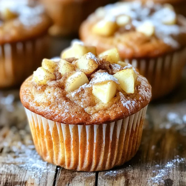 Um leckere Zimt-Apfel-Muffins zu backen, brauchst du folgende Zutaten: - 2 Tassen Weizenmehl - 1 Tasse Kristallzucker - 1 Esslöffel Backpulver - 1 Teelöffel Natron - 1 Teelöffel gemahlener Zimt - ½ Teelöffel Salz - 1 große Eier - 1 Tasse Milch - ½ Tasse Pflanzenöl - 2 Teelöffel Vanilleextrakt - 2 Tassen Äpfel, geschält und gewürfelt (etwa 2 mittelgroße Äpfel) - ½ Tasse brauner Zucker (für das Topping) - 1 Teelöffel gemahlener Zimt (für das Topping) Die Nährwertangaben sind wichtig, um zu wissen, was du isst. Jede Portion hat etwa: - Kalorien: 180 - Fett: 7 g - Kohlenhydrate: 28 g - Zucker: 10 g - Eiweiß: 3 g Diese Angaben können variieren, je nach den verwendeten Zutaten. Falls du einige Zutaten nicht hast, kannst du sie ersetzen. Hier sind einige Vorschläge: - Weizenmehl kann durch Dinkelmehl ersetzt werden. - Kristallzucker kann auch mit Honig oder Ahornsirup ersetzt werden. - Pflanzenöl kann durch Butter oder Kokosöl ersetzt werden. - Milch kann durch Pflanzenmilch wie Mandel- oder Hafermilch ersetzt werden. - Äpfel können durch Birnen oder andere Früchte ersetzt werden. Diese Alternativen geben dir mehr Flexibilität beim Backen. Heize den Ofen auf 175°C vor. Das ist die perfekte Temperatur für Muffins. Lege dein Muffinblech mit Papierförmchen aus oder fette es leicht ein. So bleibt der Teig nicht kleben. Nimm eine große Schüssel. Vermische dort 2 Tassen Weizenmehl, 1 Tasse Kristallzucker, 1 Esslöffel Backpulver, 1 Teelöffel Natron, 1 Teelöffel Zimt und ½ Teelöffel Salz. Mische die Zutaten gut. So sorgt die Mischung für einen gleichmäßigen Geschmack. In einer separaten Schüssel, schlage 1 großes Ei auf. Füge 1 Tasse Milch, ½ Tasse Pflanzenöl und 2 Teelöffel Vanilleextrakt hinzu. Rühre alles glatt. Die feuchten Zutaten geben den Muffins ihren besonderen Geschmack. Gieße die feuchten Zutaten in die Schüssel mit den trockenen Zutaten. Rühre vorsichtig um, bis alles gerade so vermischt ist. Nicht zu viel rühren! Füge nun 2 Tassen gewürfelte Äpfel hinzu. Diese bringen Frische und Saftigkeit in die Muffins. Nimm eine kleine Schüssel und vermenge ½ Tasse braunen Zucker mit 1 Teelöffel Zimt. Fülle jede Muffinform etwa zu 2/3 mit dem Teig. Streue dann großzügig einen Löffel der Zimt-Zucker-Mischung über jeden Muffin. Das Topping gibt eine süße Kruste. Backe die Muffins im vorgeheizten Ofen für 18-22 Minuten. Sie sind fertig, wenn sie goldbraun sind. Stecke einen Zahnstocher in die Mitte. Wenn er sauber herauskommt, sind die Muffins bereit. Lass sie 5 Minuten in der Form auskühlen, bevor du sie auf ein Kuchengitter legst. So bleiben sie weich und frisch. Um deine Muffins fluffig zu machen, achte auf die Zutaten. Mische die trockenen Zutaten gut. Die Mischung sollte luftig sein. Rühre dann die feuchten Zutaten langsam ein. Übermische den Teig nicht. Ein paar Klumpen sind okay. Das macht die Muffins locker und leicht. Die richtige Backtemperatur ist auch wichtig. Heize den Ofen immer gut vor. Ein Ofen auf 175°C sorgt für eine gleichmäßige Hitze. So backen die Muffins schön gleichmäßig. Die Lagerung von Muffins ist einfach. Lass sie zuerst ganz abkühlen. Lege sie dann in einen luftdichten Behälter. So bleiben sie frisch. Du kannst auch ein Papiertuch hinzufügen. Das hilft, die Feuchtigkeit zu regulieren. Stelle den Behälter an einen kühlen Ort. Muffins halten sich so etwa drei Tage. Wenn du länger aufbewahren willst, friere sie ein. Wickel sie gut in Frischhaltefolie. So bleiben sie bis zu drei Monate frisch. Ein häufiger Fehler ist das Übermischen des Teigs. Das macht die Muffins hart. Ein weiterer Fehler ist, den Ofen nicht vorzuheizen. So backen die Muffins nicht gleichmäßig. Achte auch darauf, die richtige Menge Teig in die Förmchen zu füllen. Fülle sie etwa zu zwei Dritteln. Zu viel Teig lässt die Muffins überlaufen. Zu wenig macht sie klein und trocken. Halte dich an die Backzeit. Ein Zahnstocher sollte sauber herauskommen. So weißt du, dass sie fertig sind. {{image_4}} Du kannst die Zimt-Apfel-Muffins ganz nach deinem Geschmack anpassen. Füge einfach Nüsse oder Rosinen hinzu. Grob gehackte Walnüsse oder Mandeln geben einen tollen Crunch. Rosinen bringen eine süße Note. Mische diese Zutaten einfach unter den Teig, bevor du die Äpfel hinzufügst. So verleihst du den Muffins zusätzlichen Geschmack und Textur. Für eine gesündere Option kannst du Vollkornmehl verwenden. Vollkornmehl macht die Muffins nahrhafter und gibt ihnen einen herzhaften Geschmack. Ersetze einfach die Hälfte des Weizenmehls durch Vollkornmehl. Du wirst den Unterschied kaum merken, aber die Muffins werden gesünder und sättigender. Wenn du glutenfrei backen möchtest, gibt es einfache Alternativen. Verwende glutenfreies Mehl anstelle von Weizenmehl. Achte darauf, eine Mischung zu wählen, die für Muffins geeignet ist. Zusätzlich kannst du etwas Xanthan-Gummi hinzufügen, um die Struktur zu verbessern. So bekommst du ebenso leckere Muffins, die jeder genießen kann! Um die Zimt-Apfel-Muffins frisch zu halten, lasse sie zuerst abkühlen. Das Gute ist, dass du sie in einer luftdichten Box aufbewahren kannst. Stelle die Box an einen kühlen und trockenen Ort. So bleiben die Muffins weich und lecker. Du solltest sie innerhalb von drei Tagen genießen. Wenn du Muffins auf Vorrat backen möchtest, friere sie einfach ein. Lass die Muffins zuerst ganz auskühlen. Dann lege sie in einen Gefrierbeutel. Drücke die Luft heraus und verschließe den Beutel gut. Du kannst die Muffins bis zu drei Monate im Gefrierfach aufbewahren. Zum Auftauen lege sie einfach in den Kühlschrank über Nacht. Oder erwärme sie kurz in der Mikrowelle. Im Kühlschrank bleiben die Zimt-Apfel-Muffins etwa eine Woche frisch. Achte darauf, dass sie gut verpackt sind. Im Gefrierschrank sind sie bis zu drei Monate haltbar. Die Muffins verlieren nicht ihren Geschmack oder ihre Textur. So kannst du sie immer wieder genießen! Muffins sollten im vorgeheizten Ofen für 18 bis 22 Minuten backen. Sie sind fertig, wenn sie goldbraun sind. Ein Zahnstocher, der in die Mitte gesteckt wird, sollte sauber herauskommen. Achte darauf, sie nicht zu lange zu backen. Das macht sie trocken. Ja, du kannst Apfelmus statt frischer Äpfel verwenden. Das macht die Muffins saftiger. Nutze etwa eine Tasse Apfelmus für zwei Tassen gewürfelte Äpfel. Der Geschmack wird süßer und die Muffins sind einfacher zu machen. Für Muffins eignen sich süße und saftige Äpfel. Sorten wie Gala, Fuji oder Honeycrisp passen gut. Sie geben den Muffins einen tollen Geschmack. Du kannst auch sauerere Äpfel wie Granny Smith verwenden, wenn du eine Balance zu dem Zucker willst. Du kannst die Muffins gesünder machen, indem du Vollkornmehl verwendest. Das erhöht den Ballaststoffgehalt. Auch weniger Zucker macht sie besser. Ersetze einen Teil des Zuckers durch Honig oder Ahornsirup. Füge Nüsse oder Haferflocken hinzu für mehr Nährstoffe. Zusammengefasst bieten diese Zimt-Schnecken-Apfel-Muffins viel Freude beim Backen und Essen. Wir haben die Zutaten, die Zubereitung und hilfreiche Tipps besprochen. Denke an die verschiedenen Variationen, die du ausprobieren kannst. Die richtigen Lagerbedingungen helfen dir, die Muffins frisch zu halten. Muffins sind nicht nur lecker, sondern auch einfach zuzubereiten. Mit diesen Kenntnissen bist du gut gerüstet, um eigene Kreationen zu schaffen. Lass deiner Kreativität freien Lauf und genieße jeden Bissen!