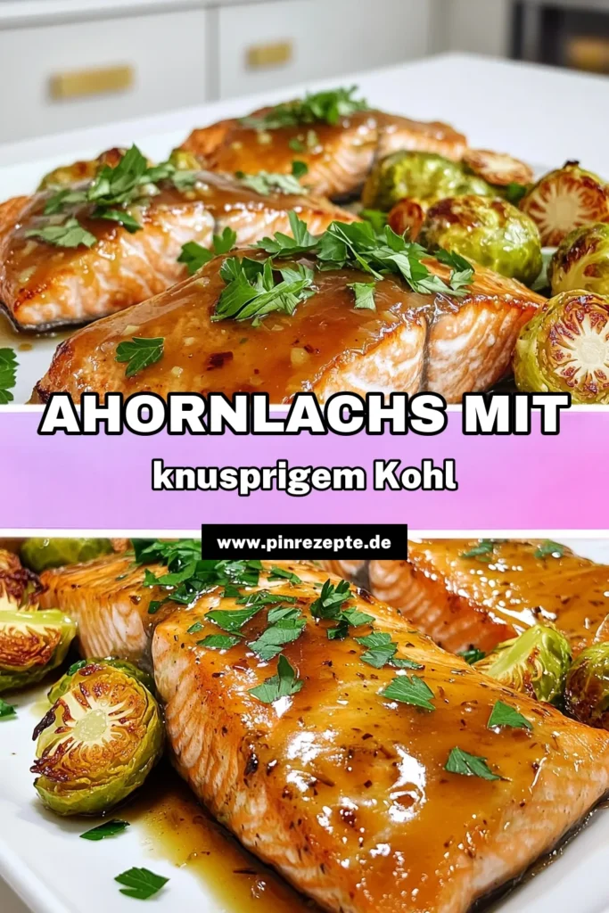Entdecken Sie das köstliche Rezept für Ahornsirupglasierten Lachs mit Rosenkohl! Dieses Gericht vereint zarten Lachs und aromatische Rosenkohl in einer köstlichen Glasur. Perfekt für ein schnelles Abendessen, das alle begeistert. Klicken Sie jetzt, um mehr über die Zubereitung zu erfahren und Ihre Geschmacksknospen zu verwöhnen! #LachsRezepte #GesundeErnährung #SchnelleRezepte #KochenMitLiebe
