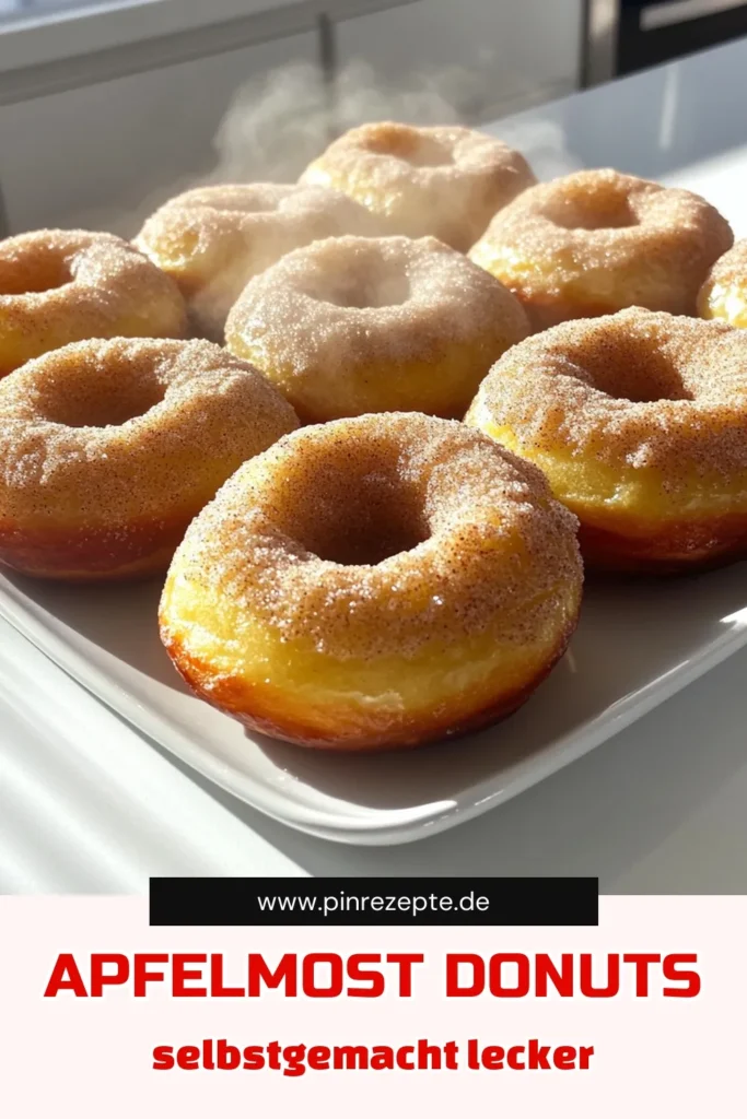 Entdecke das köstliche Rezept für Apfelmost-Donuts, die perfekte Mischung aus süß und würzig! Mit frischem Apfelmost und einer Prise Zimt sind diese Donuts ein verlockender Genuss, den du unbedingt ausprobieren musst. Bereite sie schnell und einfach zu und überrasche deine Familie und Freunde! Klicke durch, um das vollständige Rezept zu sehen und deine Backkünste zu erweitern. #ApfelmostDonuts #Backen #Kochrezepte #Leckereien