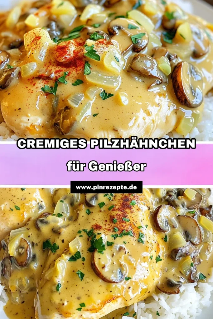 Entdecken Sie das Rezept für langsam gekochtes cremiges Pilzhähnchen! Dieses köstliche Gericht vereint zarte Hähnchenbrustfilets mit frischen Champignons in einer cremigen Sauce, perfekt aus dem Slow Cooker. Ideal für ein einfaches Abendessen, das Ihre Familie begeistern wird. Lassen Sie sich von diesem Rezept inspirieren und genießen Sie den cremigen Geschmack. Klicken Sie jetzt, um das vollständige Rezept zu entdecken! #Pilzhähnchen #SlowcookerRezepte #Kochinspiration #Essenliebe