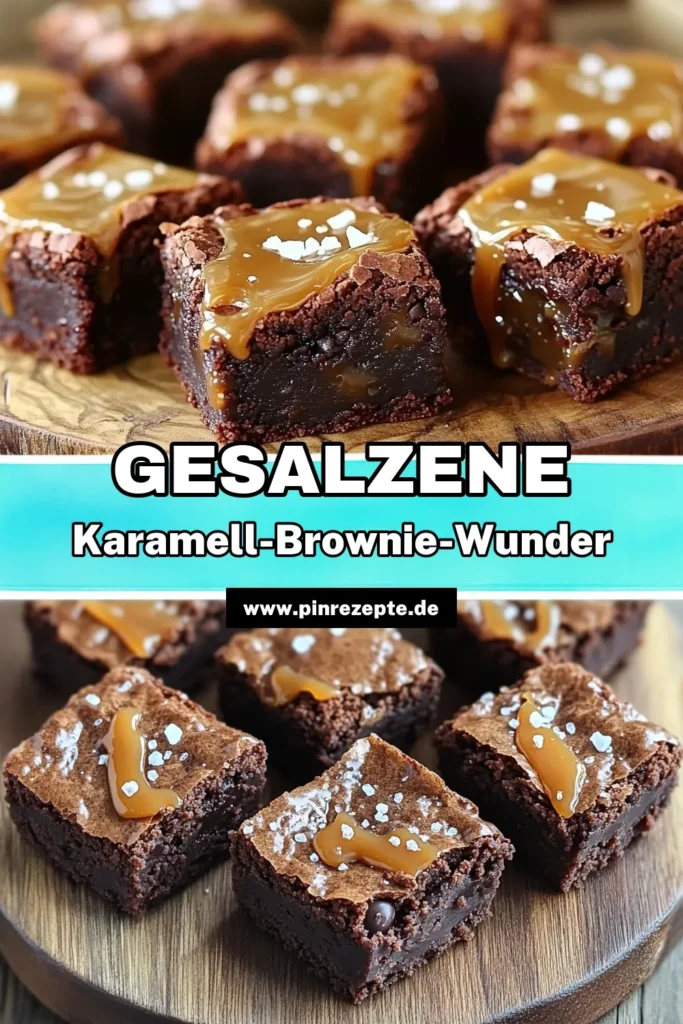 Entdecken Sie diese unwiderstehlichen gesalzenen Karamell-Brownie-Bites, die Ihre Geschmacksknospen verzaubern werden! Mit einer köstlichen Kombination aus fudgy Brownies und cremigem gesalzenen Karamell sind diese kleinen Leckerbissen perfekt für jeden Anlass. Es ist einfach zuzubereiten und eine tolle Möglichkeit, Gäste zu beeindrucken. Klicken Sie durch, um das vollständige Rezept zu entdecken! #Brownies #Dessert #Karamell #Backen