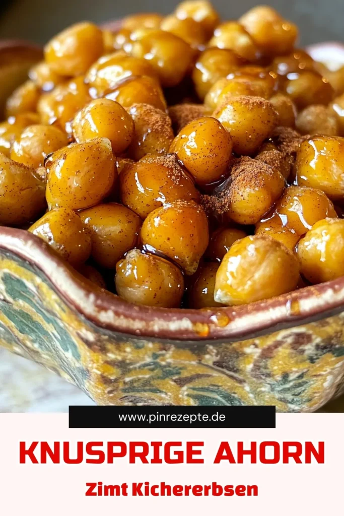 Entdecke das Rezept für köstliche Ahorn-Zimt Röstkichererbsen, die sowohl nahrhaft als auch knusprig sind! Mit einfachen Zutaten wie Kichererbsen, Ahornsirup und Zimt zauberst du in nur 40 Minuten einen perfekten Snack oder ein tolles Salattopping. Lass dich von dieser Mischung aus süß und würzig begeistern! Klicke jetzt, um das vollständige Rezept zu entdecken und deinen Snack-Horizont zu erweitern! #KichererbsenSnack #GesundeRezepte #Ahornsirup #Röstkichererbsen