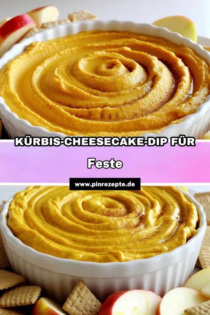 Entdecke das Rezept für unseren leckeren Kürbis-Cheesecake-Dip, der perfekt für den Herbst ist! Mit cremigem Frischkäse, aromatischem Kürbispüree und einer Mischung aus Gewürzen wird dieser Dip zum Hit auf jeder Party. Serviere ihn mit Graham Crackers, Apfelscheiben oder Brezeln für einen unwiderstehlichen Genuss! Klicke jetzt für die vollständigen Anweisungen und verwandle dein nächstes Treffen in ein Geschmackserlebnis. #KürbisCheesecakeDip #Herbstrezepte #Leckereien #Party Snacks