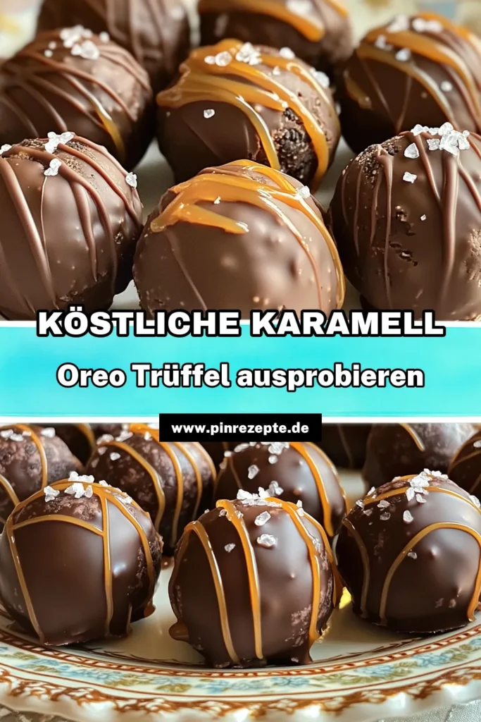 Entdecke das süßeste Rezept für No-Bake Salted Caramel Oreo Truffles! Diese köstlichen Trüffel sind einfach zuzubereiten und perfekt für jeden Anlass. Mit einer cremigen Oreo-Mischung, köstlicher Karamellsauce und einem Hauch von Schokolade sind sie ein echter Genuss. Lass dir diese süße Leckerei nicht entgehen! Klicke hier, um die vollständigen Schritt-für-Schritt-Anleitungen zu erfahren und die Freude am Backen zu erleben!