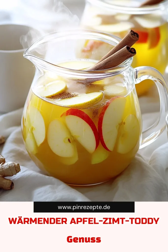 Entdecken Sie das perfekte Getränk für kuschelige Abende mit unserem warmen Apfel-Zimt-Toddy mit Ahornsirup! Diese einfache und köstliche Rezeptur kombiniert Apfelwein, Zimt und aromatische Gewürze für ein unvergessliches Geschmackserlebnis. Erfahren Sie, wie Sie dieses wärmende Getränk in nur 30 Minuten zubereiten können. Klicken Sie jetzt, um alle Details zu entdecken und Ihre Gäste zu beeindrucken! #ApfelZimtToddy #Kochideen #Herbstrezepte #Gemütlichkeit