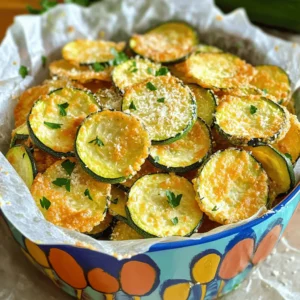 - 2 mittelgroße Zucchini - 1 Tasse geriebener Parmesan - 1 Tasse Mandelmehl (oder Semmelbrösel) - 2 Teelöffel Knoblauchpulver - 1 Teelöffel Zwiebelpulver - 1 Teelöffel getrockneter Oregano - 1 Teelöffel schwarzer Pfeffer - 1 Teelöffel Salz - 2 große Eier, verquirlt Um perfekte Zucchini-Chips zu machen, brauchst du frische Zutaten. Zucchini ist der Hauptbestandteil. Sie gibt den Chips ihre knackige Textur. Parmesan bringt den herzhaften Geschmack. Mandelmehl oder Semmelbrösel sorgen für die knusprige Hülle. Die Gewürze sind wichtig. Knoblauchpulver und Zwiebelpulver geben den Chips einen tollen Geschmack. Oregano und schwarzer Pfeffer steigern das Aroma. Salz hebt alle Aromen hervor. Du brauchst auch Eier. Sie helfen, die Panade an den Zucchini zu halten. Die Kombination dieser Zutaten macht die Chips lecker und gesund. Wasche die Zucchini gründlich unter fließendem Wasser. Schneide sie in dünne Chips, etwa 0,5 cm dick. Ein Mandolinen-Schneider ist dafür ideal. Er sorgt für gleichmäßige Stücke und spart Zeit. In einer flachen Schüssel vermische die trockenen Zutaten. Gib geriebenen Parmesan, Mandelmehl, Knoblauchpulver, Zwiebelpulver, Oregano, schwarzen Pfeffer und Salz hinein. Rühre alles gut um. In einer anderen Schüssel verquirle die Eier, bis sie gut vermischt sind. Tauche jede Zucchinischeibe zuerst in die Eier. Achte darauf, dass beide Seiten gut beschichtet sind. Wälze dann die Zucchini in der Parmesan-Mischung. Drücke leicht an, damit die Panade gut haftet. Heize deinen Airfryer auf 200°C vor, etwa 5 Minuten lang. Lege die panierten Zucchini-Chips in einer einzigen Schicht in den Korb. Frittiere sie für 10-12 Minuten. Schüttle den Korb in der Mitte der Garzeit. So werden die Chips gleichmäßig knusprig. Wenn sie goldbraun sind, nimm sie heraus und lasse sie auf einem Kuchengitter abkühlen. - Die richtige Dicke der Zucchinischeiben: Schneide die Zucchini in Stücke von etwa 0,5 cm. Dünne Scheiben werden knuspriger. Zu dicke Stücke bleiben weich. - Wichtigkeit des Ausbackens in einer einzigen Schicht: Lege die Zucchinischeiben so in den Airfryer, dass sie sich nicht überlappen. Dies sorgt für eine gleichmäßige Hitzeverteilung und macht die Chips knusprig. - Schütteln des Korbs zur Halbzeit: Schüttle den Korb in der Mitte der Garzeit. Dies hilft, die Chips gleichmäßig zu bräunen und knusprig zu machen. - Verwendung von Backpapier: Lege Backpapier in den Korb. Es verhindert, dass die Chips kleben bleiben, und erleichtert die Reinigung. - Hinzufügen von weiteren Gewürzen oder Kräutern: Experimentiere mit Gewürzen wie Paprika oder Chili. Frische Kräuter wie Basilikum oder Thymian geben einen tollen Geschmack. Mische sie in die Panade oder streue sie über die fertigen Chips. {{image_4}} Wenn du glutenfrei essen möchtest, nutze glutenfreies Paniermehl. Es gibt viele Marken auf dem Markt. Achte darauf, die Zutatenliste zu überprüfen. Diese Option passt perfekt für deine Zucchini-Chips. Der Geschmack bleibt lecker und die Konsistenz knusprig. Lust auf etwas Neues? Probiere verschiedene Käsesorten aus! Gouda gibt den Chips einen milden Geschmack. Mozzarella sorgt für eine zähere Textur. Experimentiere mit deinem Lieblingskäse. Das macht die Chips individuell und spannend. Möchtest du es scharf? Füge Chili-Flakes oder Paprika hinzu. Diese Gewürze bringen einen tollen Kick. Du kannst die Menge nach deinem Geschmack anpassen. So machst du die Chips noch aufregender. Die Kombination aus Zucchini und Würze ist einfach köstlich! Lagere die überschüssigen Zucchini-Chips in einem luftdichten Behälter. Achte darauf, dass sie vollständig abgekühlt sind. So bleiben sie knusprig. Du kannst auch ein Papiertuch in den Behälter legen. Das hilft, die Feuchtigkeit zu absorbieren. Halte die Chips immer in einem kühlen, trockenen Ort. Im Kühlschrank halten die Zucchini-Chips etwa 3 Tage. Wenn du die Chips länger aufbewahren möchtest, friere sie ein. In der Gefriertruhe sind sie bis zu 2 Monate haltbar. Achte darauf, sie in einem fest verschlossenen Behälter zu lagern, um Gefrierbrand zu vermeiden. Um die Chips wieder knusprig zu machen, nutze den Airfryer. Stelle ihn auf 180°C ein und erhitze die Chips für 3-5 Minuten. Alternativ kannst du den Ofen verwenden. Lege die Chips auf ein Blech und backe sie bei 180°C für etwa 5-7 Minuten. So bleiben sie lecker und knusprig. Die Zubereitung dauert etwa 15 Minuten. Die Gesamtzeit beträgt etwa 30 Minuten. Dies schließt das Schneiden der Zucchini und das Frittieren ein. Ja, du kannst andere Gemüse verwenden. Karotten, Auberginen oder Süßkartoffeln sind gute Alternativen. Achte darauf, die Scheiben dünn zu schneiden, damit sie knusprig werden. Jeder Gemüse hat seinen eigenen Geschmack, was Spaß macht. Wenn die Chips matschig sind, kann das verschiedene Gründe haben. Sie könnten zu dick geschnitten sein. Stelle sicher, dass die Zucchini-Scheiben etwa 0,5 cm dick sind. Ein weiterer Grund könnte zu viel Feuchtigkeit sein. Tupfe die Zucchini vor dem Panieren gut ab. Schließlich, achte darauf, die Chips nicht zu überlappen. Frittiere sie in einer einzigen Schicht für die beste Knusprigkeit. Zusammengefasst, die Zucchini-Chips sind einfach zuzubereiten und lecker. Wir haben die Hauptzutaten besprochen: Zucchini, Parmesan und Eier. Die Schritt-für-Schritt-Anleitung führte dich durch die Zubereitung und das Frittieren. Tipps zur perfekten Konsistenz und Lagerung helfen dir, die Chips frisch zu halten. Variationen wie glutenfreie Optionen oder neue Geschmäcker machen dieses Rezept aufregend. Nutze die Tipps und genieße den knusprigen Snack!