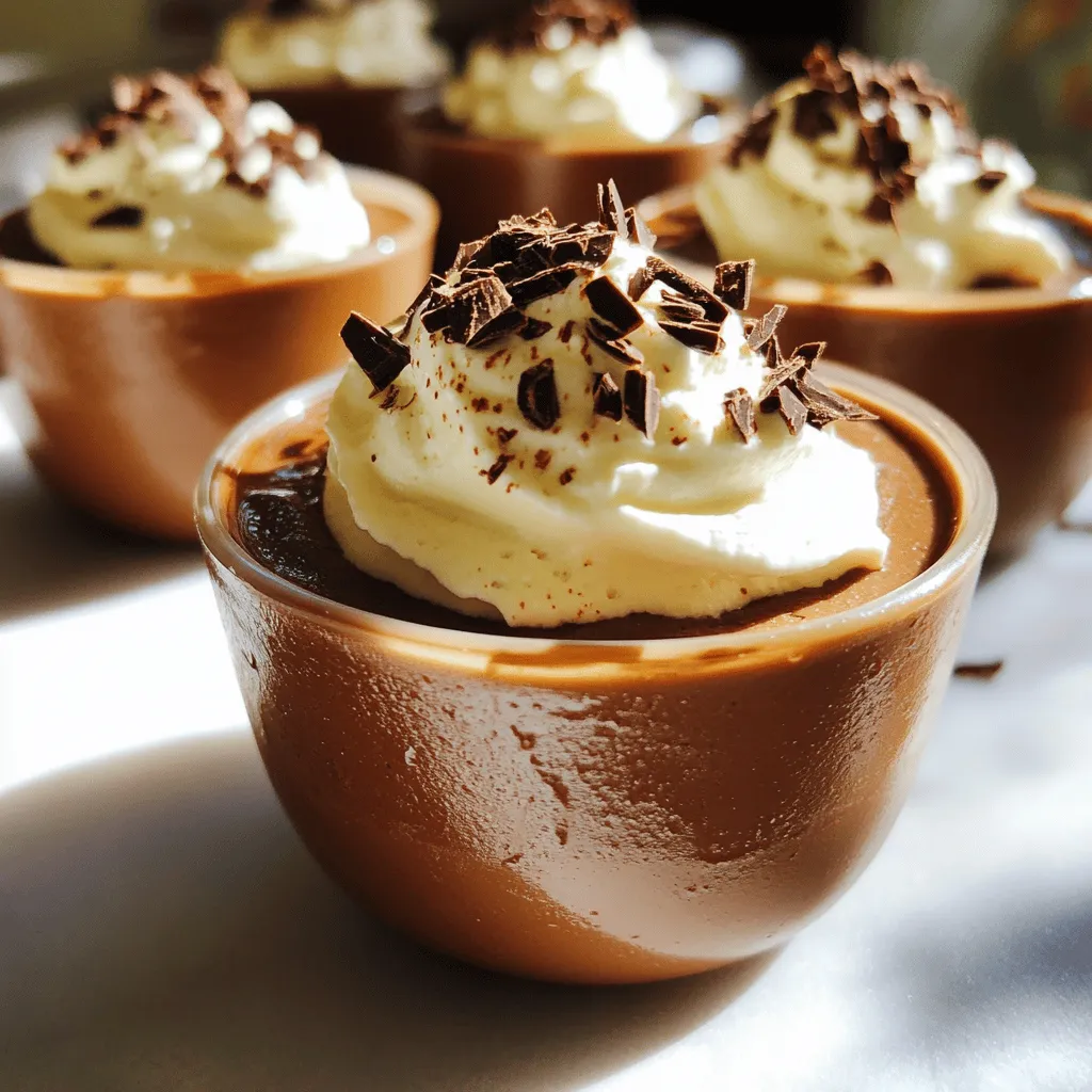 Für die Mocha Cottage Cheese Mousse brauchst du folgende Zutaten: - 1 Tasse Hüttenkäse, vorzugsweise fettarm - 1/2 Tasse ungesüßtes Kakaopulver - 1/4 Tasse gekochter Espresso, abgekühlt - 1/4 Tasse Honig oder Ahornsirup (nach Geschmack anpassen) - 1 Teelöffel Vanilleextrakt - 1/2 Teelöffel lösliche Kaffeekristalle - Eine Prise Salz Diese Zutaten bringen einen tollen Geschmack. Hüttenkäse macht die Mousse cremig und proteinreich. Kakaopulver und Espresso geben den köstlichen Schokoladen- und Kaffeegeschmack. Honig oder Ahornsirup süßen die Mousse. Um die Mousse noch besser zu machen, kannst du folgende Toppings verwenden: - Schlagsahne - Dunkle Schokoladenspäne - Kakaonibs Diese Toppings fügen Textur hinzu. Schlagsahne macht die Mousse luftiger. Dunkle Schokoladenspäne und Kakaonibs bringen einen schönen Crunch mit. Achte darauf, dass der Hüttenkäse frisch ist. Das macht die Mousse leckerer. Verwende ungesüßtes Kakaopulver, damit die Süße stimmt. Wenn du keinen Espresso hast, kannst du auch starken Kaffee nehmen. Probiere, die Süße nach deinem Geschmack anzupassen. Manchmal mag ich es süßer, manchmal weniger. Zuerst sammeln wir alle Zutaten, die wir brauchen. Das macht die Zubereitung einfach. Du benötigst: - 1 Tasse Hüttenkäse, vorzugsweise fettarm - 1/2 Tasse ungesüßtes Kakaopulver - 1/4 Tasse gekochter Espresso, abgekühlt - 1/4 Tasse Honig oder Ahornsirup (nach Geschmack anpassen) - 1 Teelöffel Vanilleextrakt - 1/2 Teelöffel lösliche Kaffeekristalle - Eine Prise Salz - Optionales Topping: Schlagsahne, dunkle Schokoladenspäne oder Kakaonibs Stelle sicher, dass der Espresso abgekühlt ist. Dies verhindert, dass der Hüttenkäse schmilzt. Jetzt geht es ans Mixen! Gib alle Zutaten in einen Mixer oder eine Küchenmaschine. Mixe alles gut durch, bis die Masse glatt und cremig ist. Achte darauf, dass keine Klümpchen vom Hüttenkäse übrig bleiben. Falls nötig, schabe die Seiten des Mixbehälters nach unten. Das sorgt für eine gleichmäßige Konsistenz. Probiere dann die Mousse. Wenn sie dir nicht süß genug ist, füge noch etwas Honig oder Ahornsirup hinzu. Mixe kurz, um alles zu vermengen. Wenn die Mousse glatt ist, fülle sie in kleine Servierbecher oder eine große Schüssel. Decke die Becher oder die Schüssel ab. Stelle sie dann für mindestens 1 Stunde in den Kühlschrank. So wird die Mousse fest und die Aromen vermischen sich gut. Vor dem Servieren rühre die Mousse vorsichtig um. Das lockert die Textur wieder auf. Jetzt kannst du die Mousse mit Schlagsahne und dunklen Schokoladenspänen oder Kakaonibs garnieren. Das sieht toll aus und schmeckt noch besser! Um die perfekte Konsistenz zu erreichen, achte genau auf das Mixen. Nutze einen starken Mixer. Mixe die Zutaten, bis die Mousse ganz glatt ist. Wenn Klümpchen bleiben, wird die Mousse nicht so lecker. Schabe die Seiten des Mixbehälters bei Bedarf ab. Das sorgt für eine gleichmäßige Textur. Lass die Mousse mindestens eine Stunde im Kühlschrank. So wird sie schön fest und die Aromen verbinden sich. Du kannst die Mousse leicht anpassen, um verschiedene Geschmäcker zu erreichen. Für einen intensiveren Kaffeegeschmack füge einfach mehr Espresso hinzu. Nutze auch andere Süßungsmittel wie Agavendicksaft oder einen anderen Sirup. Für mehr Schokoladengeschmack kannst du etwas mehr Kakaopulver einrühren. Magst du es fruchtig? Füge pürierte Beeren hinzu, um eine frische Note zu erhalten. Die Mousse schmeckt großartig mit verschiedenen Beilagen. Schlagsahne ist ein klassisches Topping, das gut passt. Dunkle Schokoladenspäne geben eine schöne Textur und zusätzlichen Geschmack. Kakaonibs sind eine gesunde Option, die knusprig ist. Du kannst auch frische Beeren oder Nüsse dazugeben. Diese Beilagen verleihen der Mousse nicht nur mehr Geschmack, sondern sehen auch toll aus. {{image_4}} Wenn du weniger Zucker verwenden möchtest, hast du viele Optionen. Statt Honig oder Ahornsirup kannst du Stevia oder Erythrit nehmen. Diese Süßstoffe haben weniger Kalorien. Sie fügen auch keinen zusätzlichen Zucker hinzu. Achte darauf, die Menge anzupassen. Probiere zuerst eine kleine Menge und taste dich dann vor. So findest du die perfekte Süße für deinen Geschmack. Um neue Geschmäcker zu entdecken, kannst du verschiedene Zutaten hinzufügen. Füge zum Beispiel etwas Zimt oder Muskatnuss hinzu. Diese Gewürze geben der Mousse eine warme Note. Du kannst auch verschiedene Aromen von Extrakten verwenden. Mandel- oder Karamell-Extrakt sind tolle Optionen. Experimentiere mit verschiedenen Kaffeearten. Verwende zum Beispiel einen Vanille- oder Haselnuss-Espresso. Wenn du eine vegane Version machen möchtest, gibt es auch dafür Lösungen. Ersetze den Hüttenkäse durch Seidentofu oder eine vegane Quarkalternative. Diese Zutaten sind cremig und bieten eine gute Textur. Für die Süße kannst du Agavendicksaft oder Kokosblütenzucker verwenden. Diese sind pflanzlich und passen gut in die Mousse. Achte darauf, dass auch dein Kakaopulver vegan ist. So kannst du dein veganes Dessert genießen, ohne auf den Geschmack zu verzichten. Die Mocha Cottage Cheese Mousse passt perfekt in den Kühlschrank. Fülle die Mousse in luftdichte Behälter. So bleibt sie frisch. Decke die Becher gut ab, um Gerüche zu vermeiden. Lagere sie mindestens eine Stunde, damit die Aromen gut durchziehen. Im Kühlschrank hält die Mousse etwa drei bis fünf Tage. Überprüfe vor dem Essen den Geruch und die Farbe. Wenn sie seltsam riecht oder die Farbe sich ändert, entsorge sie. Die Mousse wird mit der Zeit auch dicker, was normal ist. Du kannst die Mousse auch einfrieren. Fülle sie in gefriergeeignete Behälter. Achte darauf, etwas Platz zu lassen, da sie sich beim Einfrieren ausdehnt. Die Mousse kann bis zu drei Monate eingefroren werden. Zum Auftauen, stelle sie einfach über Nacht in den Kühlschrank. Mische die Mousse nach dem Auftauen gut durch, um die Textur zu verbessern. Um die Mousse cremiger zu machen, kannst du mehr Hüttenkäse verwenden. Du kannst auch etwas griechischen Joghurt hinzufügen. Dieser macht die Mousse noch reichhaltiger. Mixe die Zutaten gut, damit keine Klümpchen bleiben. Eine längere Mixzeit hilft ebenfalls, eine zarte Textur zu bekommen. Ja, du kannst die Mousse im Voraus zubereiten! Sie bleibt im Kühlschrank bis zu drei Tage frisch. Das ist perfekt, wenn du sie für Gäste machen möchtest. Stelle sicher, dass du sie gut abdeckst. So bleiben die Aromen frisch und die Mousse wird nicht trocken. Wenn du keinen Hüttenkäse magst, gibt es gute Alternativen. Du kannst Quark verwenden, um eine ähnliche Konsistenz zu erreichen. Für eine vegane Option probiere Seidentofu. Das ist ebenfalls weich und cremig. Achte darauf, die Süße anzupassen, da die Geschmäcker variieren können. Diese Blogpost hat die wichtigsten Zutaten und Schritte für eine leckere Mousse abgedeckt. Sie wissen jetzt, welche Hauptzutaten nötig sind und wie Sie die Mousse zubereiten. Ich habe Tipps für die richtige Konsistenz und Variationen für jeden Geschmack gegeben. Denken Sie daran, die Mousse richtig aufzubewahren, damit sie frisch bleibt. Probieren Sie die verschiedenen Optionen aus, um Ihre perfekte Mousse zu finden. Kochen kann Spaß machen, und Ihre Gäste werden begeistert sein. Viel Erfolg beim Ausprobieren!