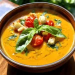 Für eine köstliche cremige Tomatensuppe brauchst du: - 900 g reife Tomaten, geviertelt - 1 Zwiebel, grob gehackt - 4 Knoblauchzehen, geschält - 2 Esslöffel Olivenöl - 720 ml Gemüsebrühe - 240 ml Schlagsahne oder Kokoscreme für eine milchfreie Variante Diese Zutaten bilden die Basis. Die reifen Tomaten geben der Suppe ihren frischen Geschmack. Zwiebeln und Knoblauch sorgen für eine aromatische Tiefe. Die Gemüsebrühe bringt zusätzliche Würze, während die Sahne die Suppe schön cremig macht. Um den Geschmack zu verbessern, füge hinzu: - 1 Teelöffel Salz - ½ Teelöffel schwarzer Pfeffer - 1 Teelöffel getrockneter Basilikum - 1 Teelöffel Zucker Diese Gewürze bringen Balance in die Suppe. Salz und Pfeffer machen alles würziger. Der getrocknete Basilikum verstärkt das Tomatenaroma, während der Zucker die Säure der Tomaten mildert. Wenn du eine pflanzliche Suppe machen willst, verwende Kokoscreme statt Schlagsahne. Die Kokoscreme gibt der Suppe eine schöne, cremige Textur. Du kannst auch andere pflanzliche Brühen nutzen, um die Suppe noch gesünder zu machen. So bleibt der Geschmack reichhaltig und lecker, ganz ohne Milchprodukte. Zuerst bereite ich alles vor. Ich nehme 900 g reife Tomaten und viertel sie. Dann hacke ich eine Zwiebel grob. Als nächstes schäle ich vier Knoblauchzehen. Alle Zutaten sind nun bereit. Ich heize den Ofen auf 200°C vor. Das ist wichtig, damit die Tomaten gut rösten. Ich lege die geviertelten Tomaten, die Zwiebel und die Knoblauchzehen auf ein großes Backblech. Jetzt träufele ich zwei Esslöffel Olivenöl darüber. Ich würze alles mit einem Teelöffel Salz, einem halben Teelöffel schwarzen Pfeffer, einem Teelöffel getrocknetem Basilikum und einem Teelöffel Zucker. Es ist gut, alles gründlich zu vermischen. So hat jedes Stück den gleichen Geschmack. Ich röste das Gemüse dann im Ofen für 25 bis 30 Minuten. Während dieser Zeit rühre ich das Gemüse einmal um. So wird alles gleichmäßig weich und karamellisiert. Nach dem Rösten nehme ich das Backblech heraus und lasse es kurz abkühlen. Dann gebe ich das geröstete Gemüse in einen Mixer. Ich füge 720 ml Gemüsebrühe hinzu, um die gewünschte Konsistenz zu erreichen. Ich püriere alles, bis es glatt ist. Wenn ich einen Topf benutze, nehme ich einen Stabmixer. Danach rühre ich 240 ml Schlagsahne oder Kokoscreme in die pürierte Suppe ein. Die Suppe erhitze ich bei mittlerer bis niedriger Hitze. Ich schmecke sie ab und passe die Würze nach Bedarf an. Fertig! Rösten bringt den besten Geschmack aus dem Gemüse. Ich empfehle, die Tomaten und Zwiebeln gleichmäßig auf dem Blech zu verteilen. So garen sie gleichmäßig. Verwende immer frisches Gemüse. Das sorgt für mehr Aroma. Ein guter Trick ist, die Haut der Tomaten leicht einzuschneiden. So karamellisieren sie besser. Achte darauf, das Gemüse nicht zu überladen. Lasse genug Platz, damit die Luft zirkulieren kann. Die Konsistenz der Suppe ist wichtig für das Genusserlebnis. Wenn du eine dickere Suppe magst, verwende weniger Brühe. Püriere die Mischung gut, um Klumpen zu vermeiden. Für eine dünnere Suppe kannst du mehr Brühe hinzufügen. Das hilft, die perfekte Textur zu erreichen. Du kannst auch etwas Wasser verwenden, falls du keine Brühe mehr hast. Du kannst die Suppe ganz einfach aufpeppen. Probiere frische Kräuter wie Thymian oder Oregano aus. Diese Kräuter verleihen der Suppe ein tolles Aroma. Auch etwas Zitronensaft kann die Aromen aufhellen. Wenn du es gerne scharf magst, füge rote Pfefferflocken hinzu. Für mehr Textur kannst du Croutons oder geröstete Nüsse oben drauf geben. Dies macht die Suppe noch interessanter. {{image_4}} Wenn Sie eine vegane Version der cremigen Tomatensuppe möchten, nutzen Sie Kokoscreme. Sie gibt der Suppe eine reichhaltige, cremige Textur und einen leichten Kokosgeschmack. Ersetzen Sie einfach die Schlagsahne in Ihrem Rezept durch 240 ml Kokoscreme. Diese Änderung macht die Suppe milchfrei und bewahrt dennoch den vollen Geschmack. Um die Suppe noch nahrhafter zu machen, fügen Sie mehr Gemüse hinzu. Zucchini, Karotten oder Paprika passen gut. Rösten Sie das Gemüse zusammen mit den Tomaten. Das gibt der Suppe verschiedene Geschmäcker und Farben. Sie werden überrascht sein, wie gut andere Gemüsesorten harmonieren. Experimentieren Sie mit Gewürzen für verschiedene Geschmäcker. Fügen Sie rote Paprika für Schärfe hinzu oder Curry für eine exotische Note. Kräuter wie Oregano oder Thymian bringen frische Aromen. Passen Sie die Gewürze nach Ihrem Geschmack an. So wird jede Suppe einzigartig und spannend. Um die cremige geröstete Tomatensuppe richtig zu lagern, lassen Sie sie zuerst abkühlen. Füllen Sie die Suppe dann in einen luftdichten Behälter. Sie können sie im Kühlschrank bis zu drei Tage aufbewahren. Achten Sie darauf, die Suppe vor dem Schließen des Behälters vollständig abzukühlen. So bleibt sie frisch und lecker. Wenn Sie die Suppe länger lagern möchten, können Sie sie einfrieren. Füllen Sie die abgekühlte Suppe in gefriergeeignete Behälter oder Beutel. Lassen Sie etwas Platz oben im Behälter, da die Suppe beim Einfrieren expandiert. Beschriften Sie die Behälter mit dem Datum. Die Suppe hält sich bis zu drei Monate im Gefrierfach. Um die Suppe aufzuwärmen, nehmen Sie sie aus dem Kühlschrank oder Gefrierfach. Wenn sie gefroren ist, lassen Sie sie zuerst im Kühlschrank über Nacht auftauen. Erhitzen Sie die Suppe dann in einem Topf bei mittlerer Hitze. Rühren Sie häufig, um ein Anbrennen zu verhindern. Fügen Sie etwas Wasser oder Brühe hinzu, wenn die Suppe zu dick ist. Servieren Sie sie heiß mit frischem Basilikum oder Croutons für einen extra Kick. Du kannst die Suppe bis zu fünf Tage im Kühlschrank aufbewahren. Stelle sicher, dass du sie in einem luftdichten Behälter lagerst. So bleibt sie frisch und lecker. Wenn du die Suppe länger aufbewahren möchtest, friere sie einfach ein. Im Gefrierfach hält sie bis zu drei Monate. Ja, frische Tomaten sind perfekt für diese Suppe! Verwende reife, saftige Tomaten für den besten Geschmack. Du kannst auch eine Mischung aus verschiedenen Sorten ausprobieren, um die Aromen zu variieren. Das Rösten bringt die Süße der Tomaten hervor, egal ob frisch oder aus der Dose. Zu Tomatensuppe passen viele Beilagen gut. Hier sind einige Ideen: - Frisches Brot oder Baguette zum Dippen - Knusprige Croutons für zusätzlichen Crunch - Ein frischer Salat für einen gesunden Kontrast - Gegrillter Käse für eine klassische Kombination - Basilikumblätter zur Garnitur, um den Geschmack zu verstärken Diese Beilagen machen die Suppe noch besser! Die cremige Tomatensuppe ist einfach zu machen und voller Geschmack. Wir haben die Zutaten durchgegangen, die Ihre Suppe lebendig machen. Von den Hauptzutaten bis zu pflanzlichen Alternativen gibt es viele Möglichkeiten. Die Schritt-für-Schritt-Anleitung hilft Ihnen, jeden Schritt klar zu verstehen. Denken Sie auch an die Tipps, um das Rösten zu perfektionieren und den Geschmack zu verbessern. Mit den Variationen können Sie Ihre Suppe anpassen. Lagerungshinweise und häufige Fragen runden den Artikel ab. Jetzt sind Sie bereit, Ihre eigene köstliche Tomatensuppe zu kochen!