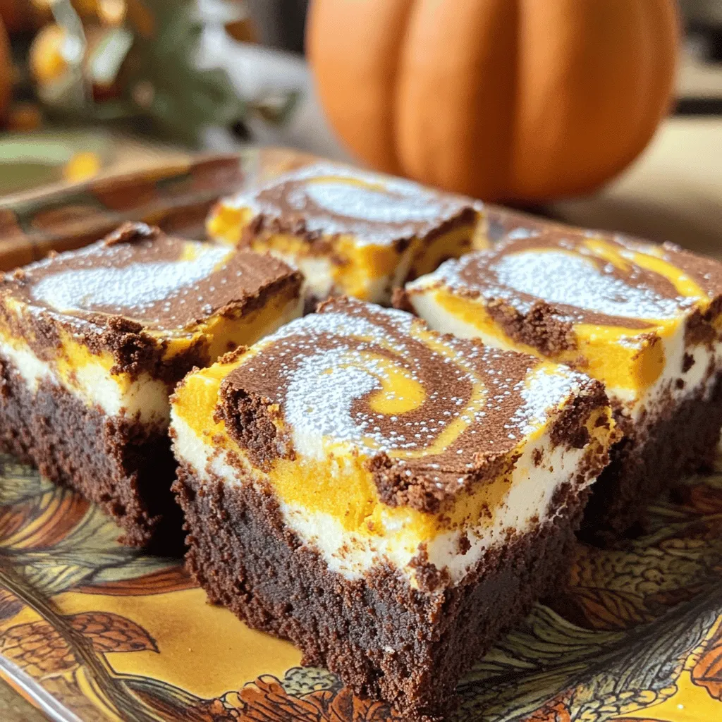 Für die Kürbis Brownie Bites benötigst du folgende Zutaten: - 1 Tasse Kürbispüree - 1/2 Tasse ungesüßtes Kakaopulver - 1 Tasse Kristallzucker - 1/2 Tasse brauner Zucker, fest gepackt - 1/2 Tasse Pflanzenöl - 3 große Eier - 1 Teelöffel Vanilleextrakt - 1 Tasse Weizenmehl - 1 Teelöffel Backpulver - 1/2 Teelöffel Salz - 1 Teelöffel gemahlener Zimt - 1/2 Teelöffel gemahlener Muskatnuss Diese Zutaten sind wichtig für den rich-tigen Geschmack und die Konsistenz der Brownies. Das Kürbispüree macht sie feucht und lecker. Für die Frischkäse-Wirbel-Mischung brauchst du: - 1/2 Tasse Frischkäse, weich - 1/4 Tasse Puderzucker - 1 Esslöffel Milch Diese Zutaten geben den Brownie Bites eine cremige Note. Der Frischkäse sorgt für einen schönen Kontrast zum schokoladigen Teig. Du kannst diese Brownies leicht anpassen. Hier sind ein paar Ideen: - Verwende statt Weizenmehl ein glutenfreies Mehl. - Füge Schokoladenstückchen hinzu für extra Schokoladengeschmack. - Ersetze den Kristallzucker durch Honig oder Agavendicksaft für eine gesündere Option. - Experimentiere mit verschiedenen Gewürzen wie Ingwer oder Nelken. Diese Anpassungen machen das Rezept vielseitig und passend für verschiedene Geschmäcker und Diäten. Heize deinen Ofen auf 175°C vor. Das ist wichtig. Nimm ein Mini-Muffinblech und lege es mit Mini-Muffin-Förmchen aus. Dies hilft, die Brownie Bites nicht festzukleben. In einer großen Schüssel vermischst du das Kürbispüree, Kakaopulver, Kristallzucker, braunen Zucker und Pflanzenöl. Rühre alles gut durch, bis die Mischung glatt ist. Füge dann die Eier nacheinander hinzu. Rühre nach jedem Ei gut um. Zum Schluss gib den Vanilleextrakt dazu. In einer anderen Schüssel vermische das Weizenmehl, Backpulver, Salz, Zimt und Muskatnuss. Diese trockenen Zutaten gibst du nach und nach zur Kürbismischung. Rühre, bis alles gerade so verbunden ist. Für die Frischkäse-Wirbel-Mischung nimm eine neue Schüssel. Schlage den weichen Frischkäse mit Puderzucker und Milch. Rühre bis die Mischung glatt ist. Diese Mischung gibt den Brownie Bites einen tollen Geschmack. Fülle jede Muffinform etwa zu 2/3 mit dem Brownie-Teig. Nimm einen kleinen Löffel oder einen Spritzbeutel. Gib einen Klecks der Frischkäsemischung auf jede Brownie-Bite. Nimm einen Zahnstocher oder Spieß. Verwende ihn, um die Frischkäse-Mischung vorsichtig in den Brownie-Teig zu wirbeln. So entsteht ein schöner marmorierter Effekt. Backe die Brownie Bites für 15-18 Minuten. Ein Zahnstocher sollte sauber herauskommen. Lass sie dann 10 Minuten in der Form abkühlen. Danach auf ein Kuchengitter übertragen. Die Backzeit ist wichtig für den perfekten Biss. Backe die Brownie Bites 15 bis 18 Minuten. Überprüfe sie mit einem Zahnstocher. Wenn er sauber herauskommt, sind sie fertig. Lass sie nicht zu lange im Ofen. Sie sollen innen schön feucht bleiben. Um den marmorierten Effekt zu erzielen, benutze einen Zahnstocher. Gib die Frischkäsemischung in den Teig. Drehe den Zahnstocher vorsichtig in der Mischung. So entsteht ein schönes Muster. Vermeide es, zu stark zu rühren. Ein sanfter Wirbel bringt das beste Ergebnis. Ein häufiger Fehler ist, den Ofen nicht vorzuheizen. Immer den Ofen auf 175°C vorheizen. Ein weiterer Fehler ist, die Zutaten nicht ordentlich zu mischen. Mische alles gut, aber übertreibe es nicht. Das kann die Textur der Brownie Bites beeinträchtigen. Achte auch darauf, die Mischung nicht zu überfüllen. Fülle die Förmchen nur zu zwei Dritteln. {{image_4}} Um diese leckeren Kürbis Brownie Bites glutenfrei zu machen, kannst du einfach das Weizenmehl ersetzen. Nutze stattdessen eine glutenfreie Mehlmischung. Diese Mehle sind oft gut gebalanciert und funktionieren ähnlich. Achte darauf, dass du eine Mischung verwendest, die für das Backen geeignet ist. Das Ergebnis bleibt saftig und schokoladig, genau wie das Original. Ein toller Weg, um mehr Geschmack und Textur hinzuzufügen, ist, Schokoladenstückchen einzumischen. Du kannst entweder Zartbitter- oder Milchschokolade verwenden. Füge etwa 1/2 Tasse Schokoladenstückchen in den Brownie-Teig hinzu. Sie schmelzen beim Backen und sorgen für kleine, schokoladige Überraschungen in jedem Biss. Diese Option macht die Brownie Bites noch unwiderstehlicher. Die Basis für diese Brownies ist sehr vielseitig. Du kannst auch andere Gewürze verwenden, um neue Aromen zu kreieren. Probiere zum Beispiel eine Prise Ingwer oder Nelken für einen anderen Geschmack. Auch eine kleine Menge Orangenschale kann frische Akzente setzen. Lass deiner Kreativität freien Lauf und finde deinen eigenen perfekten Mix. Um die Kürbis Brownie Bites frisch zu halten, lege sie in einen luftdichten Behälter. Du kannst auch Backpapier zwischen die Schichten legen. So bleibt die Feuchtigkeit drin, und die Brownies kleben nicht zusammen. Lagere sie an einem kühlen, dunklen Ort, wie einem Schrank oder einer Speisekammer. Die Brownie Bites bleiben bei richtiger Lagerung etwa 4 bis 5 Tage frisch. Wenn du sie im Kühlschrank aufbewahrst, kannst du ihre Haltbarkeit auf bis zu 7 Tage verlängern. Achte darauf, dass sie gut abgedeckt sind, damit sie nicht austrocknen. Wenn du die Brownie Bites länger aufbewahren möchtest, kannst du sie einfrieren. Lege die Bites in einen gefrierfesten Behälter oder nutze einen Gefrierbeutel. Stelle sicher, dass die Luft gut raus ist. So bleiben sie bis zu 3 Monate haltbar. Wenn du sie essen willst, lasse sie einfach über Nacht im Kühlschrank auftauen. Ja, frisches Kürbispüree ist eine tolle Option. Du kannst einen kleinen Kürbis kochen und pürieren. Das gibt den Brownie Bites einen frischen Geschmack. Achte darauf, dass das Püree gut abgekühlt und nicht zu wässrig ist. Zu viel Wasser kann die Konsistenz der Brownies verändern. Du kannst die Süße ganz einfach anpassen. Wenn du es weniger süß magst, reduziere den Kristallzucker oder den braunen Zucker. Füge auch gerne mehr Zimt hinzu, um den Geschmack zu intensivieren. Wenn du eine andere Süße verwenden möchtest, probiere Honig oder Ahornsirup aus. Diese Brownie Bites schmecken gut mit vielen Beilagen. Eine Kugel Vanilleeis passt perfekt. Du kannst auch Schlagsahne oder einen Klecks Kürbispüree verwenden. Für einen besonderen Touch, serviere sie mit gerösteten Nüssen oder einer Prise Zimt. Diese Brownie Bites sind nicht vegan, da sie Eier und Frischkäse enthalten. Du kannst jedoch vegane Alternativen verwenden. Ersetze die Eier durch Apfelmus oder Leinsamen. Auch veganer Frischkäse kann die Mischung gut ersetzen. Achte darauf, dass alle Zutaten pflanzlich sind. Kürbis Brownie Bites sind eine leckere und vielseitige Süßigkeit. Wir haben die Hauptzutaten, die Zubereitung und Anpassungsmöglichkeiten besprochen. Außerdem gibt es nützliche Tipps, um Fehler zu vermeiden und die Backzeit zu optimieren. Variationen wie glutenfreie Optionen und alternative Aromen machen das Rezept spannend. Denken Sie daran, die Brownie Bites richtig zu lagern, um ihre Frische zu bewahren. Egal, ob Sie sie sofort genießen oder aufbewahren, dieses Rezept bietet viele Möglichkeiten. Viel Spaß beim Backen und Experimentieren!