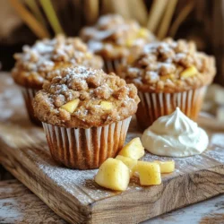 - Kürbispüree: Dieses Püree gibt den Muffins eine tolle Farbe und Feuchtigkeit. Es ist auch sehr gesund. Du kannst frischen Kürbis verwenden oder Dosenware kaufen. Beide sind gut. - Äpfel und ihre Sorten: Äpfel bringen frische und süße Noten in die Muffins. Eine gute Wahl ist Granny Smith. Diese Äpfel sind säuerlich und passen gut zu Kürbis. Du kannst auch andere Sorten wie Braeburn oder Honeycrisp verwenden. - Mehl und Zucker: Weizenmehl gibt Struktur. Verwende eine Mischung aus Kristallzucker und braunem Zucker. Der braune Zucker macht die Muffins extra weich und süß. - Zimt und Muskatnuss: Diese Gewürze bringen Wärme und Geschmack. Zimt ist sehr beliebt in Herbstrezepten. Muskatnuss gibt einen besonderen, nussigen Geschmack. - Natron und Backpulver: Diese Zutaten helfen den Muffins, schön hoch zu gehen. Sie sorgen für die Luftigkeit, die du willst. Achte darauf, die richtige Menge zu verwenden. - Haferflocken: Haferflocken geben den Muffins eine angenehme Textur. Sie sind auch gesund und machen die Muffins sättigender. Du kannst sie leicht in den Teig mischen. - Nüsse (Walnüsse oder Pekannüsse): Diese Nüsse fügen einen tollen Crunch hinzu. Walnüsse sind etwas bitter, während Pekannüsse süßer sind. Wähle die Nüsse, die dir am besten gefallen. Heize den Ofen auf 175°C vor. Das gibt den Muffins die richtige Hitze. Bereite die Muffinform vor, indem du Papierförmchen hineinstellst oder sie leicht mit Öl besprühst. So kleben die Muffins nicht fest. In einer großen Schüssel kombiniere 2 Tassen Weizenmehl, 1 Tasse Kristallzucker und ½ Tasse braunen Zucker. Füge 1 Teelöffel Natron, 1 Teelöffel Backpulver, 1 Teelöffel gemahlenen Zimt, ½ Teelöffel gemahlene Muskatnuss und ½ Teelöffel Salz hinzu. Mische alles gut durch. So verbindest du die trockenen Zutaten optimal. In einer separaten Schüssel vermenge 1 Tasse Kürbispüree, ½ Tasse Pflanzenöl, 2 große Eier und 1 Teelöffel Vanilleextrakt. Rühre alles gut um, bis die Mischung glatt ist. Gieße die feuchten Zutaten zu den trockenen Zutaten und rühre vorsichtig um. Es ist wichtig, nicht zu lange zu rühren. Ein paar Klumpen sind in Ordnung. Jetzt füge vorsichtig 1 großen gewürfelten Apfel, ½ Tasse Haferflocken und die Nüsse hinzu, falls du sie verwendest. Heben Sie diese Zutaten sanft unter den Teig. In einer kleinen Schüssel stelle den Streuselbelag her. Vermenge ½ Tasse kalte Butter, ½ Tasse braunen Zucker, ½ Tasse Weizenmehl und 1 Teelöffel gemahlenen Zimt. Mische alles mit deinen Fingern, bis grobe Krümel entstehen. Verteile den Muffinteig gleichmäßig auf die Förmchen. Fülle sie bis zu ¾ voll. Garniere jede Muffinoberfläche großzügig mit der Streuselmischung. Backe die Muffins im vorgeheizten Ofen für 18-22 Minuten. Die Muffins sind fertig, wenn ein Zahnstocher sauber herauskommt. Lass die Muffins etwa 5 Minuten in der Form abkühlen, bevor du sie auf ein Kuchengitter legst. Um perfekte Muffins zu backen, ist das richtige Verhältnis der Zutaten wichtig. Ein gutes Verhältnis sorgt für die richtige Konsistenz. Zu viel Mehl macht Muffins trocken, während zu viel Flüssigkeit sie zu feucht macht. Die Uhrzeit für die Backüberprüfung ist ebenso wichtig. Backen Sie die Muffins 18-22 Minuten. Überprüfen Sie sie mit einem Zahnstocher. Wenn der Zahnstocher sauber herauskommt, sind sie fertig. Für glutenfreie Alternativen können Sie Mandelmehl oder glutenfreies Mehl verwenden. Diese Mehle können die Textur leicht verändern, aber die Muffins bleiben lecker. Wenn Sie Süßungsmittel austauschen möchten, probieren Sie Honig oder Agavendicksaft. Diese Optionen sind gesünder, aber auch süß. Denken Sie daran, die Flüssigkeiten in Ihrem Rezept anzupassen, wenn Sie diese Süßstoffe verwenden. Servieren Sie die Muffins warm und bestäuben Sie sie leicht mit Puderzucker. Eine andere schöne Idee ist, sie mit Frosting anzurichten. Ein Klecks Frischkäse-Frosting passt perfekt dazu. Für begleitende Getränke empfehle ich warmen Apfelwein oder eine Tasse Tee. Diese Getränke ergänzen den Geschmack der Muffins wunderbar und machen das Frühstück oder den Snack noch besser. {{image_4}} Du kannst kreativ werden und andere Früchte in deinen Muffins verwenden. Birnen passen sehr gut dazu. Sie geben eine schöne Süße und zarte Textur. Cranberries sind eine weitere gute Wahl. Sie fügen eine leckere Säure hinzu. Beides macht die Muffins noch interessanter und leckerer. Wenn die Weihnachtszeit naht, kannst du dein Rezept anpassen. Füge etwas Lebkuchengewürz hinzu. Das gibt den Muffins ein festliches Aroma. Du kannst auch gehackte Nüsse oder getrocknete Früchte verwenden. Diese Zutaten bringen den Winter in deine Küche und machen die Muffins perfekt für die Feiertage. Um deinen Muffins einen besonderen Kick zu geben, probiere Schokoladenstückchen. Sie schmelzen während des Backens und machen jeden Biss köstlich. Auch andere Gewürze wie Ingwer oder Nelken sind spannend. Diese Varianten bringen neue Geschmäcker auf deinen Tisch und machen jeden Bissen zum Erlebnis. Muffins sind am besten frisch. Sie können sie bei Raumtemperatur aufbewahren. Legen Sie sie in einen luftdichten Behälter. Das hält sie weich und feucht. Wenn Sie sie länger aufbewahren wollen, legen Sie sie in den Kühlschrank. So bleiben sie länger frisch, aber sie können etwas trocken werden. Das Einfrieren ist eine gute Option. Wickeln Sie die Muffins einzeln in Frischhaltefolie. Legen Sie sie dann in einen gefrierfesten Beutel. So bleiben sie länger frisch. Sie können sie bis zu drei Monate einfrieren. Zum Auftauen lassen Sie sie einfach bei Raumtemperatur stehen. Kürbis Apfel Streusel Muffins bleiben bei Raumtemperatur etwa drei Tage frisch. Im Kühlschrank halten sie eine Woche. Wenn Sie sie einfrieren, können Sie sie bis zu drei Monate genießen. Achten Sie darauf, die Muffins gut zu verpacken, um Gefrierbrand zu vermeiden. Muffins bleiben frisch, wenn du sie richtig lagerst. Bei Raumtemperatur halten sie sich 2 bis 3 Tage. Verpacke sie in einem luftdichten Behälter. Das schützt sie vor Trockenheit. Wenn du sie länger aufbewahren möchtest, lege sie in den Kühlschrank. Dort halten sie sich etwa eine Woche. Für die beste Frische friere die Muffins ein. Wickel sie gut in Folie ein und leg sie in einen Gefrierbeutel. So bleiben sie bis zu 3 Monate genießbar. Lass sie vor dem Essen einfach bei Raumtemperatur auftauen. Ja, du kannst das Rezept problemlos verdoppeln. Verdopple einfach alle Zutaten. Achte darauf, dass du genug Platz im Ofen hast. Möglicherweise brauchst du zwei Muffinformen. Die Backzeit bleibt fast gleich. Überprüfe nach 18 Minuten, ob die Muffins fertig sind. Wenn du mehr Muffins machst, könnte es sein, dass sie etwas länger brauchen. Achte darauf, dass sie goldbraun sind und ein Zahnstocher sauber herauskommt. Auf jeden Fall! Du kannst das Rezept leicht anpassen. Füge andere Früchte wie Birnen oder Cranberries hinzu. Das gibt den Muffins eine neue Note. Wenn du Nüsse nicht magst, lass sie einfach weg. Stattdessen kannst du Schokoladenstückchen verwenden. Das macht die Muffins süßer und schokoladiger. Experimentiere mit verschiedenen Gewürzen oder sogar Joghurt für extra Feuchtigkeit. So machst du jedes Mal etwas Einzigartiges! In diesem Artikel haben wir die besten Zutaten für köstliche Muffins erkundet. Wir haben die Hauptbestandteile wie Kürbispüree, Äpfel, Mehl und Zucker betrachtet. Gewürze wie Zimt und Muskatnuss haben wir behandelt, ebenso wie Tipps zur perfekten Zubereitung und Variationen. Muffins sind vielseitig und können leicht angepasst werden. Experimentieren Sie mit verschiedenen Zutaten für einen neuen Geschmack. Mit diesen Tipps und Tricks gelingen Ihnen die Muffins garantiert. Viel Spaß beim Backen!