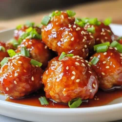 Für diese leckeren Honig-Sriracha-Frikadellen brauchst du: - 450 g gehacktes Huhn oder Truthahn - 125 ml Semmelbrösel - 60 g geriebener Parmesan - 60 g fein gehackte Frühlingszwiebeln - 1 Ei, verquirlt - 2 Knoblauchzehen, gehackt - 1 Teelöffel Ingwer, gehackt - 1/4 Teelöffel Salz - 1/4 Teelöffel schwarzer Pfeffer - 125 ml Honig - 60 ml Sriracha-Sauce - 1 Esslöffel Sojasauce - 1 Esslöffel Reisessig - Sesamkörner zum Garnieren Beim Kauf der Zutaten ist Frische wichtig. Wähle frisches Hackfleisch aus. Achte auch auf die Qualität der Sriracha-Sauce. Der Honig sollte rein und ungezuckert sein. So schmecken die Frikadellen am besten. Verwende frische Frühlingszwiebeln für mehr Geschmack. Falls du kein Huhn oder Truthahn magst, kannst du Rind oder Schwein verwenden. Für eine vegane Option, nutze pflanzliches Hack. Anstelle von Parmesan kannst du einen veganen Käse nehmen. Wenn du es milder magst, reduziere die Sriracha-Sauce. Oder ersetze sie durch Ketchup und etwas Chili. {{ingredient_image_2}} Heize deinen Ofen auf 200°C vor. Lege ein Backblech mit Backpapier aus. Das Papier hilft, die Frikadellen nicht kleben zu lassen. So bleibt die Reinigung einfach. Nimm eine große Schüssel. Mische das gehackte Huhn oder Truthahn mit Semmelbröseln. Füge den geriebenen Parmesan hinzu. Gib die fein gehackten Frühlingszwiebeln in die Schüssel. Verquirle ein Ei und füge es dazu. Jetzt kommen der gehackte Knoblauch und der Ingwer. Streue Salz und Pfeffer hinein. Rühre alles vorsichtig, bis die Masse gut verbunden ist. Achte darauf, die Mischung nicht zu überarbeiten. Nimm eine kleine Menge der Mischung. Forme mit deinen Händen Frikadellen von 2,5 bis 4 cm Durchmesser. Lege sie auf das Backblech. Lass genug Platz zwischen den Frikadellen. So können sie gleichmäßig backen. Backe die Frikadellen 20 bis 25 Minuten. Sie sind fertig, wenn sie goldbraun und durchgegart sind. Während die Frikadellen backen, bereite die Sauce vor. Nimm einen kleinen Topf und stelle ihn auf mittlere Hitze. Kombiniere den Honig, die Sriracha-Sauce, die Sojasauce und den Reisessig. Rühre die Mischung. Erhitze sie für etwa 5 Minuten. Die Sauce sollte leicht eindicken. Nimm die Frikadellen nach dem Backen aus dem Ofen. Träufle die Honig-Sriracha-Sauce über die Frikadellen. Wende sie vorsichtig, damit sie überall mit Sauce bedeckt sind. Gib sie für weitere 5 Minuten in den Ofen. So wird die Sauce warm und klebrig. Nimm die Frikadellen aus dem Ofen und garniere sie mit Sesamkörnern. Füge zusätzliche gehackte Frühlingszwiebeln hinzu, wenn du magst. Serviere die Frikadellen warm. Sie sind perfekt als Vorspeise oder über Reis als Hauptgericht. Um die perfekte Konsistenz zu erreichen, ist die Mischung entscheidend. Achte darauf, das gehackte Huhn oder Truthahn nicht zu stark zu drücken. Mische die Zutaten sanft. So bleiben die Frikadellen locker und saftig. Die Semmelbrösel helfen, die Frikadellen zusammenzuhalten. Verwende frische Semmelbrösel für bessere Ergebnisse. Fühlt sich die Mischung zu feucht an? Füge mehr Semmelbrösel hinzu. Ist sie zu trocken? Ein bisschen mehr Ei kann helfen. Heize deinen Ofen auf 200°C vor. Backe die Frikadellen für 20 bis 25 Minuten. Sie sollten goldbraun und durchgegart sein. Um sicherzustellen, dass sie gar sind, benutze ein Fleischthermometer. Die Innentemperatur sollte 75°C erreichen. Wenn die Frikadellen zu schnell bräunen, decke sie locker mit Alufolie ab. So bleiben sie saftig. Die Honig-Sriracha-Sauce ist das Herzstück dieses Gerichts. Achte darauf, die Sauce nicht zu lange zu kochen. Sie sollte leicht eingedickt sein, aber nicht zu dick. Wenn du es schärfer magst, füge mehr Sriracha hinzu. Für eine süßere Note kannst du mehr Honig verwenden. Experimentiere mit Sojasauce und Reisessig, um den Geschmack zu variieren. Diese Sauce passt auch gut zu Gemüse oder Reisgerichten. Pro Tipps Fleischwahl: Verwende mageres Hühner- oder Putenhackfleisch für eine gesunde Variante. Du kannst auch Rinderhack ausprobieren, um den Geschmack zu variieren. Frikadellenform: Achte darauf, die Frikadellen gleichmäßig zu formen, um ein gleichmäßiges Garen zu gewährleisten. Verwende feuchte Hände, um die Mischung besser zu formen. Sauce anpassen: Passe die Schärfe der Honig-Sriracha-Sauce nach deinem Geschmack an. Füge mehr Sriracha hinzu, wenn du es schärfer magst, oder mehr Honig für eine süßere Note. Vorbereitung im Voraus: Du kannst die Frikadellen im Voraus zubereiten und im Kühlschrank aufbewahren. Sie können auch eingefroren werden, um sie später zu genießen. {{image_4}} Du kannst Rinder- oder Schweinehack für die Frikadellen verwenden. Diese Fleischsorten geben den Frikadellen einen herzhaften Geschmack. Achte darauf, die Mischung genauso zuzubereiten wie mit Huhn oder Truthahn. Die Backzeit bleibt gleich. So erhältst du eine andere, aber ebenso leckere Variante. Um den Geschmack zu verändern, füge Gewürze hinzu. Paprika oder Cayennepfeffer bringen mehr Schärfe. Du kannst auch frische Kräuter wie Petersilie oder Koriander untermischen. Diese Kräuter geben einen frischen Kick. Probiere auch, etwas Limettensaft für Säure hinzuzufügen. Sei kreativ und finde deine perfekte Mischung. Für eine vegane Variante kannst du pflanzliches Hack verwenden. Produkte aus Soja oder Erbsenprotein sind großartige Optionen. Kombiniere diese mit Semmelbröseln und Gewürzen. Das Ergebnis sind köstliche Frikadellen, die jedem Fleischliebhaber schmecken. Vergiss nicht, die Honig-Sriracha-Sauce durch eine vegane Sauce zu ersetzen. So bleiben alle glücklich! Um die Honig-Sriracha-Frikadellen frisch zu halten, lege sie in einen luftdichten Behälter. Trenne die Schichten mit Backpapier, um ein Kleben zu verhindern. So bleiben sie saftig und lecker. Lagere sie im Kühlschrank, wenn du sie innerhalb von ein paar Tagen essen möchtest. Wenn du die Frikadellen aufwärmen willst, benutze den Ofen. Stelle ihn auf 180°C ein. Lege die Frikadellen auf ein Blech und wärme sie für etwa 10-15 Minuten. So bleiben sie knusprig und lecker. Alternativ kannst du die Frikadellen auch in der Mikrowelle erwärmen. Achte darauf, sie nicht zu lange zu erhitzen, damit sie nicht trocken werden. Im Kühlschrank halten die Frikadellen bis zu 3 Tage. Wenn du sie länger aufbewahren möchtest, friere sie ein. So bleiben sie bis zu 3 Monate frisch. Achte darauf, sie gut einzupacken, um Gefrierbrand zu vermeiden. Zum Auftauen lege die gefrorenen Frikadellen einfach über Nacht in den Kühlschrank. So hast du immer einen schnellen Snack oder eine leckere Mahlzeit bereit. Um deine Frikadellen saftiger zu machen, füge etwas mehr Honig hinzu. Honig trägt Feuchtigkeit bei und verbessert den Geschmack. Du kannst auch ein wenig mehr Ei oder etwas Joghurt in die Mischung geben. Beides hilft, die Frikadellen zart und lecker zu halten. Achte darauf, die Mischung nicht zu überarbeiten. Das macht die Frikadellen fest. Ja, du kannst die Sriracha-Sauce weglassen. Wenn du es mild magst, verwende einfach mehr Honig. Für einen anderen Geschmack kannst du BBQ-Sauce oder eine milde Chilisauce nutzen. Wenn du mehr Schärfe willst, probiere andere scharfe Saucen. Achte darauf, die Menge anzupassen, damit die Frikadellen nicht zu scharf werden. Die Honig-Sriracha-Frikadellen passen gut zu Reis oder Quinoa. Du kannst auch einen frischen Salat dazu servieren. Ein Gurkensalat bringt Frische. Für einen Snack kannst du sie mit Zahnstocher auf einem Teller anrichten. So sind sie einfach zu genießen. Wenn du mehr Farbe willst, garniere sie mit Sesamkörnern oder Frühlingszwiebeln. In diesem Artikel haben wir die Zutaten für unsere Frikadellen besprochen, wie man sie zubereitet und die besten Tipps gegeben. Wir haben auch Variationen und Lagerung empfohlen. Denke daran, dass die richtige Mischung der Zutaten den Unterschied macht. Experimentiere mit Aromen und genieße die Vielfalt. Mit den richtigen Tipps kannst du köstliche Frikadellen zaubern, die jeden begeistern. Viel Spaß beim Kochen und Ausprobieren!