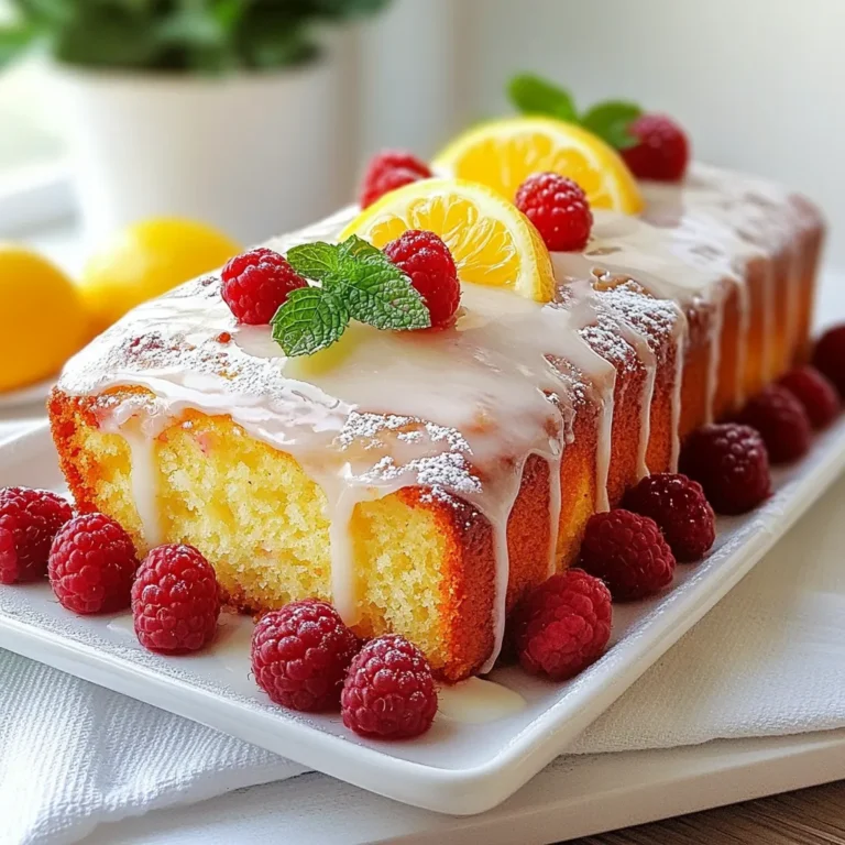 Um einen köstlichen Himbeer-Zitronen-Kuchen zu backen, benötigst du folgende Zutaten: - 1 ½ Tassen Weizenmehl - 1 Teelöffel Backpulver - ½ Teelöffel Natron - ¼ Teelöffel Salz - ½ Tasse ungesalzene Butter, weich - 1 Tasse Kristallzucker - 2 große Eier - 2 Esslöffel Zitronenschale (von etwa 1 Zitrone) - ½ Tasse frischer Zitronensaft (von etwa 2 Zitronen) - ½ Tasse griechischer Joghurt - 1 Tasse frische Himbeeren (bei gefrorenen, auftauen und abtropfen lassen) - ½ Teelöffel Vanilleextrakt - ¼ Tasse Puderzucker (für die Glasur) - 1 Esslöffel Zitronensaft (für die Glasur) Die Qualität deiner Zutaten ist sehr wichtig. Frische Himbeeren bringen den besten Geschmack. Achte darauf, dass du reife und saftige Früchte wählst. Verwende frische Zitronen für den Saft und die Schale. Sie geben dem Kuchen einen tollen, spritzigen Geschmack. Hochwertige Butter und Zucker machen den Kuchen schön fluffig. Falls du Allergien hast, gibt es gute Alternativen: - Weizenmehl: Nutze glutenfreies Mehl oder Mandelmehl. - Eier: Ersetze sie durch Leinsamen oder Chiasamen. Mische einen Esslöffel mit drei Esslöffeln Wasser. - Joghurt: Verwende pflanzlichen Joghurt oder Apfelmus für eine milchfreie Option. - Butter: Kokosöl oder vegane Butter sind gute Alternativen. Diese Substitute helfen dir, den Kuchen an deine Bedürfnisse anzupassen. {{ingredient_image_2}} Heize deinen Ofen auf 175°C vor. Fette eine Kastenform (9x5 Zoll) gut ein. Lege den Boden mit Backpapier aus. Das hilft, den Kuchen später leicht herauszunehmen. Nimm eine mittlere Schüssel. Vermische dort das Mehl, das Backpulver, das Natron und das Salz. Vermenge die trockenen Zutaten gut. Stelle die Schüssel zur Seite, während du die anderen Schritte machst. In einer großen Schüssel schlägst du die weiche Butter und den Kristallzucker. Mische sie etwa 3-4 Minuten. Die Mischung sollte luftig und hell sein. Füge dann die Eier einzeln hinzu. Rühre gut nach jedem Ei um. Gib die Zitronenschale und den frischen Zitronensaft dazu. Mische alles gut durch. Füge nun abwechselnd die trockenen Zutaten und den griechischen Joghurt hinzu. Beginne und ende mit der Mehlmischung. Rühre nur, bis alles leicht vermischt ist. Jetzt ist es Zeit für die Himbeeren. Hebe sie vorsichtig unter. Achte darauf, sie nicht zu zerdrücken. Gib den Teig in die vorbereitete Kastenform. Streiche die Oberfläche mit einem Teigschaber glatt. Backe den Kuchen 50-60 Minuten. Benutze einen Zahnstocher, um zu testen, ob er fertig ist. Lass den Kuchen nach dem Backen 10 Minuten in der Form abkühlen. Danach lege ihn auf ein Kuchengitter, um vollständig abzukühlen. Um den perfekten Kuchen zu backen, ist die Temperatur wichtig. Achte darauf, dass alle Zutaten Raumtemperatur haben. So vermischen sie sich besser. Wenn du die Butter und den Zucker schaumig schlägst, schaffe Luftblasen. Diese machen den Kuchen luftig und leicht. Mische die Himbeeren vorsichtig unter, damit sie ganz bleiben. Ein häufiger Fehler ist, den Teig zu lange zu rühren. Das macht den Kuchen dicht. Rühre nur, bis alles vermischt ist. Überprüfe die Backzeit mit einem Zahnstocher. Wenn er sauber herauskommt, ist der Kuchen fertig. Lass den Kuchen nicht zu lange in der Form. Das führt zu einem feuchten Boden. Bewahre den Kuchen in einem luftdichten Behälter auf. So bleibt er frisch und saftig. Du kannst ihn bei Raumtemperatur lagern, aber nicht zu lange. Wenn du ihn länger aufbewahren möchtest, friere ihn ein. Schneide den Kuchen in Stücke und verwende Frischhaltefolie. So bleibt er lecker und saftig. Pro Tipps Frische Zutaten verwenden: Frische Himbeeren und Zitronen verleihen dem Kuchen einen intensiveren Geschmack und eine bessere Textur. Teig nicht übermixen: Um einen lockeren und saftigen Kuchen zu erhalten, rühren Sie die Zutaten nur so lange, bis sie gerade vermischt sind. Backzeit im Auge behalten: Überprüfen Sie den Kuchen nach 50 Minuten, um sicherzustellen, dass er nicht zu lange backt und trocken wird. Glasur anpassen: Passen Sie die Menge des Zitronensafts in der Glasur an, um die Süße oder Säure nach Ihrem Geschmack zu regulieren. {{image_4}} Raspberry Lemon Loaf Cake ist lecker, aber Sie können auch andere Früchte nutzen. Zum Beispiel, probieren Sie Blaubeeren oder Erdbeeren. Diese Früchte bringen neue Aromen und Farben. Sie können auch eine Mischung aus verschiedenen Beeren verwenden. Für einen fruchtigen Twist können Sie auch Pfirsiche oder Äpfel hinzufügen. Schneiden Sie die Früchte klein, damit sie gleichmäßig im Teig verteilt sind. Wenn Sie eine vegane Version machen wollen, tauschen Sie die Eier aus. Verwenden Sie einfach einen Esslöffel Leinsamenmehl mit drei Esslöffeln Wasser. Lassen Sie es zehn Minuten stehen, bis es gelartig wird. Für eine glutenfreie Variante verwenden Sie glutenfreies Mehl. Achten Sie darauf, dass alle anderen Zutaten ebenfalls glutenfrei sind. So bleibt der Kuchen fluffig und saftig. Um dem Kuchen eine besondere Note zu geben, fügen Sie Gewürze hinzu. Zimt oder Muskatnuss passen gut zu Zitronen und Himbeeren. Wenn Sie Nüsse mögen, können Sie gehackte Mandeln oder Walnüsse in den Teig geben. Diese geben dem Kuchen einen schönen Crunch und zusätzlichen Geschmack. Seien Sie kreativ und passen Sie die Zutaten an Ihren eigenen Geschmack an! Der Kuchen schmeckt am besten, wenn Sie ihn frisch genießen. Wenn Sie jedoch Reste haben, lagern Sie ihn bei Raumtemperatur. Wickeln Sie ihn in Frischhaltefolie oder legen Sie ihn in einen luftdichten Behälter. So bleibt er saftig. Vermeiden Sie direkte Sonneneinstrahlung. Der Kuchen hält sich so etwa 2 bis 3 Tage. Wenn Sie den Kuchen länger aufbewahren möchten, können Sie ihn einfrieren. Lassen Sie ihn zuerst vollständig abkühlen. Wickeln Sie ihn dann fest in Frischhaltefolie. Danach können Sie ihn in einen Gefrierbeutel legen. So bleibt er bis zu 3 Monate frisch. Zum Auftauen, nehmen Sie ihn einfach aus dem Gefrierfach und lassen Sie ihn bei Raumtemperatur auftauen. Die Haltbarkeit des fertigen Kuchens hängt von der Lagerung ab. Bei Raumtemperatur sollten Sie ihn in 2 bis 3 Tagen aufbrauchen. Im Kühlschrank bleibt er etwa eine Woche essbar. Ein gefrorener Kuchen kann bis zu 3 Monate halten. Achten Sie darauf, ihn gut zu verpacken, damit er nicht austrocknet. Der Kuchen sollte 50 bis 60 Minuten backen. Prüfen Sie mit einem Zahnstocher. Stechen Sie in die Mitte des Kuchens. Wenn der Zahnstocher sauber herauskommt, ist der Kuchen fertig. Ja, gefrorene Himbeeren sind gut geeignet. Lassen Sie sie zuerst auftauen und abtropfen. So wird der Teig nicht zu nass. Frische Himbeeren sind jedoch ideal. Sie bleiben beim Backen schön. Servieren Sie den Kuchen mit Puderzucker bestäubt. Fügen Sie frische Himbeeren und ein Minzblatt hinzu. Das sieht schön aus und schmeckt lecker. Genießen Sie ihn mit einer Tasse Tee oder Kaffee. Diese Anleitung zeigt dir, wie man einen köstlichen Kuchen zubereitet. Wir haben die wichtigsten Zutaten und deren Qualität behandelt. Du hast auch gesehen, welche Alternativen es für Allergiker gibt. Die Schritt-für-Schritt-Anleitung hilft dir beim Backen. Mit meinen Tipps und Tricks vermeidest du häufige Fehler und sorgst für Frische. Variationen mit anderen Früchten und spezieller Zubereitung geben dir noch mehr Optionen. Denk daran, den Kuchen richtig zu lagern, um ihn länger zu genießen. Viel Spaß beim Backen!