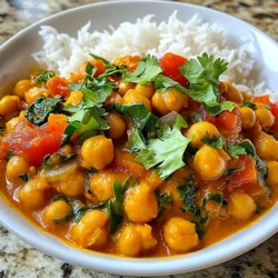 Für dein leckeres Kichererbsencurry brauchst du folgende Hauptzutaten: - 1 Dose (425 g) Kichererbsen, abgetropft und abgespült - 1 Dose (400 ml) Kokosmilch - 1 mittlere Zwiebel, fein gehackt - 2 Knoblauchzehen, gehackt - 1 Stück Ingwer (ca. 2.5 cm), gerieben - 1 mittlere Tomate, gewürfelt - 1 Tasse Spinatblätter (frisch oder gefroren) Diese Zutaten bilden die Basis deines Currys. Die Kichererbsen geben dir eine tolle Proteinquelle. Kokosmilch sorgt für eine cremige Konsistenz und einen milden Geschmack. Zwiebeln, Knoblauch und Ingwer bringen Aroma und Tiefe in das Gericht. Ein Curry lebt von seinen Gewürzen. Hier sind die wichtigen Zutaten: - 2 Esslöffel Currypulver - 1 Teelöffel gemahlener Kreuzkümmel - Salz nach Geschmack - Frischer Koriander zur Garnitur Das Currypulver bringt eine bunte Mischung aus Geschmäckern. Kreuzkümmel fügt einen warmen, erdigen Ton hinzu. Salz verstärkt die Aromen und frischer Koriander gibt einen frischen Kick. Um dein Curry noch besser zu machen, kannst du folgende Beilagen wählen: - Gekochter Reis - Naan Reis ist die klassische Beilage für Currys. Er saugt die köstliche Sauce auf. Naan ist ein weiches Brot, das du zum Dippen verwenden kannst. Beide Optionen passen perfekt zu deinem Kichererbsencurry. {{ingredient_image_2}} Beginne damit, alle Zutaten bereitzustellen. Du wirst folgendes brauchen: - 1 Dose (425 g) Kichererbsen, abgetropft und abgespült - 1 Dose (400 ml) Kokosmilch - 1 mittlere Zwiebel, fein gehackt - 2 Knoblauchzehen, gehackt - 1 Stück Ingwer (ca. 2,5 cm), gerieben - 2 Esslöffel Currypulver - 1 Teelöffel gemahlener Kreuzkümmel - 1 mittlere Tomate, gewürfelt - 1 Tasse Spinatblätter (frisch oder gefroren) - 2 Esslöffel pflanzliches Öl - Salz nach Geschmack - Frischer Koriander zur Garnitur - Gekochter Reis oder Naan zum Servieren Stelle sicher, dass alles gut gewaschen und vorbereitet ist. Das macht das Kochen einfacher und schneller. Erhitze das pflanzliche Öl in einer großen Pfanne bei mittlerer Hitze. Füge die gehackte Zwiebel hinzu und brate sie etwa 5 Minuten, bis sie glasig wird. Dann kommt der Knoblauch und der Ingwer hinzu. Koche die Mischung für eine weitere Minute, bis sie gut duftet. Jetzt ist es Zeit für die Gewürze. Füge das Currypulver und den gemahlenen Kreuzkümmel hinzu. Rühre alles gut um und lasse es etwa 1 Minute kochen. Das hilft, die Aromen freizusetzen. Gib dann die gewürfelte Tomate hinzu und koche alles für 3 bis 4 Minuten, bis die Tomaten weich sind. Jetzt kommen die Kichererbsen und die Kokosmilch dazu. Vermische alles gut und bringe die Mischung zum Simmern. Reduziere die Hitze und lasse das Curry für 10 bis 15 Minuten köcheln. Dies verdickt das Curry und lässt die Aromen gut vermischen. Falls du frischen Spinat verwendest, rühre ihn 2 Minuten vor dem Servieren ein. Wenn du gefrorenen Spinat nutzt, füge ihn ein paar Minuten früher hinzu, damit er gut durchwärmt. Schmecke das Curry mit Salz ab und nimm es dann vom Herd. Serviere das Curry heiß. Garniere es mit frischem Koriander und genieße es zusammen mit gekochtem Reis oder Naan. Dieses Gericht ist einfach und voller Geschmack! Um die Kichererbsen perfekt zuzubereiten, verwende am besten Dosenkichererbsen. Sie sind schnell und einfach. Spüle sie gut ab, um den Geschmack zu verbessern. Dies entfernt die Stärke und macht sie weniger schaumig. Falls du getrocknete Kichererbsen nutzen willst, weiche sie über Nacht ein. Koche sie dann bis sie weich sind, bevor du sie ins Curry gibst. Du kannst das Curry anpassen, um mehr Geschmack zu bekommen. Füge etwas Limettensaft hinzu, um Frische zu bringen. Ein bisschen Sojasauce oder Tamari verstärkt die Umami-Note. Wenn du es schärfer magst, füge frische Chili oder Chili-Pulver hinzu. Außerdem kannst du mit zusätzlichen Kräutern wie Basilikum oder Thymian experimentieren. Die Konsistenz des Currys ist wichtig. Wenn es zu dick wird, füge etwas Wasser oder mehr Kokosmilch hinzu. Für eine dickere Soße lasse das Curry länger köcheln. Achte darauf, regelmäßig umzurühren, damit nichts anbrennt. Ein guter Tipp ist, das Curry vor dem Servieren etwa 5 Minuten ruhen zu lassen. Dadurch können sich die Aromen setzen und das Gericht wird noch besser. Pro Tipps Frische Kräuter verwenden: Frischer Koriander verleiht dem Curry nicht nur Geschmack, sondern auch eine schöne Farbe. Füge ihn kurz vor dem Servieren hinzu, um das Aroma zu maximieren. Variieren mit Gemüse: Du kannst das Gericht anpassen, indem du zusätzliches Gemüse wie Paprika oder Zucchini hinzufügst. Dies erhöht den Nährstoffgehalt und sorgt für mehr Textur. Für mehr Schärfe sorgen: Wenn du es gerne scharf magst, füge frische Chilis oder eine Prise Cayennepfeffer hinzu, um dem Curry mehr Kick zu geben. Reis perfekt zubereiten: Koche den Reis in der gleichen Brühe, in der du das Curry kochst, um ihm zusätzlichen Geschmack zu verleihen. Das macht das gesamte Gericht noch schmackhafter. {{image_4}} Du kannst das Rezept leicht anpassen. Möhren, Paprika oder Zucchini passen sehr gut. Diese Gemüsesorten bringen mehr Farbe und Nährstoffe. Schneide sie klein und füge sie in der ersten Kochphase hinzu. So werden sie schön weich und nehmen die Aromen auf. Das Curry ist von Natur aus vegan und enthält keine glutenhaltigen Zutaten. Wenn du eine glutenfreie Variante wünschst, achte darauf, dass dein Currypulver glutenfrei ist. Viele Marken bieten glutenfreie Gewürze an. So kannst du sicher sein, dass dein Gericht für alle geeignet ist. Wenn du es gerne scharf magst, füge frische Chilis hinzu. Habaneros oder Jalapeños bringen zusätzlichen Kick. Du kannst auch eine Prise Cayennepfeffer oder Chili-Pulver einstreuen. Diese Zutaten verstärken den Geschmack und die Schärfe. Beginne mit einer kleinen Menge und taste dich nach deinem Geschmack vor. Du kannst das Kichererbsencurry in einem luftdichten Behälter aufbewahren. Stelle sicher, dass es vollständig abgekühlt ist, bevor du es in den Kühlschrank stellst. Es bleibt bis zu 3 Tage frisch. Wenn du es länger aufbewahren möchtest, schau dir die Einfriermöglichkeiten an. Das Kichererbsencurry eignet sich gut zum Einfrieren. Fülle es in einen gefrierfesten Behälter. Achte darauf, etwas Platz zu lassen, da sich die Flüssigkeit beim Gefrieren ausdehnt. Du kannst es bis zu 3 Monate einfrieren. Beschrifte den Behälter mit dem Datum für eine bessere Übersicht. Um die Reste aufzuwärmen, stelle eine Pfanne auf mittlere Hitze. Füge das Curry hinzu und rühre gut um. Wenn es zu dick ist, kannst du etwas Wasser oder Kokosmilch hinzufügen. Alternativ kannst du die Reste in der Mikrowelle erhitzen. Decke den Behälter ab und wärme es in kurzen Intervallen auf. So bleibt das Curry lecker und cremig. Das Kichererbsencurry ist im Kühlschrank bis zu 5 Tage haltbar. Achte darauf, es in einem luftdichten Behälter aufzubewahren. Wenn du es länger aufbewahren möchtest, kannst du es einfrieren. Im Gefrierschrank bleibt es bis zu 3 Monate frisch. Denk daran, das Curry vor dem Essen gut aufzuwärmen. Ja, du kannst andere Pflanzenmilch verwenden. Mandeldrink oder Hafermilch sind gute Alternativen. Sie geben dem Curry einen anderen Geschmack, bleiben aber cremig. Probiere verschiedene Sorten aus, um deinen Favoriten zu finden. Ja, dieses Rezept eignet sich perfekt für Meal Prep. Koche eine große Menge und teile sie in Portionen auf. So hast du schnelle Mahlzeiten für die Woche. Das Curry lässt sich gut aufwärmen und bleibt lecker und nahrhaft. Zusammenfassend habe ich die Hauptzutaten, Zubereitung, Tipps, Variationen und Lagerung des Kichererbsencurrys behandelt. Ein gutes Curry braucht frische Zutaten und die richtigen Gewürze. Experimentiere mit Gemüse oder Schärfe, um deinen eigenen Geschmack zu finden. Das Curry ist auch perfekt für Meal Prep. Mit diesen Tipps und Hinweisen bist du bereit, ein köstliches Gericht zu zaubern. Viel Spaß beim Kochen und Genießen!