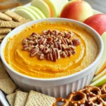 Um einen leckeren Kürbis-Pekan-Cheesecake-Dip zu machen, brauchen Sie einige Hauptzutaten. Diese sind: - 1 Tasse Frischkäse, weich geworden - 1 Tasse Kürbis-Püree aus der Dose - ½ Tasse Puderzucker - 1 Teelöffel Vanilleextrakt - 1 Teelöffel Kürbiskuchengewürz - ½ Tasse gehackte Pekannüsse (plus extra zum Garnieren) - 1 Tasse Schlagsahne oder Cool Whip Der Frischkäse macht den Dip cremig. Kürbis-Püree bringt den tollen Herbstgeschmack. Puderzucker sorgt für die Süße. Vanille und Kürbiskuchengewürz geben dem Dip eine warme Note. Pekannüsse fügen einen knackigen Biss hinzu. Um den Dip noch besser zu machen, können Sie einige Garnierungen und Beilagen hinzufügen. Hier sind einige Ideen: - Gehackte Pekannüsse zum Bestreuen - Graham Cracker zum Eintauchen - Apfelscheiben - Brezeln Diese Beilagen passen perfekt zu dem Dip. Sie sorgen für Abwechslung im Geschmack und Textur. Graham Cracker sind süß und knusprig. Apfelscheiben bringen Frische. Brezeln geben einen salzigen Kick. Wenn Sie einige Zutaten nicht haben oder ändern möchten, gibt es Alternativen. Hier sind ein paar Vorschläge: - Statt Frischkäse können Sie auch Ricotta verwenden. - Für eine vegane Option nutzen Sie pflanzlichen Frischkäse. - Zucker kann durch Honig oder Agavendicksaft ersetzt werden. Mit diesen Alternativen bleibt der Dip lecker. Sie passen gut zu den Aromen. Experimentieren Sie mit den Zutaten, um Ihren perfekten Dip zu finden! Um diesen Dip zuzubereiten, brauchen Sie nur einige einfache Schritte. Zuerst nehmen Sie den Frischkäse und lassen ihn weich werden. Dies hilft, ihn leicht zu vermischen. Sie sollten auch das Kürbis-Püree bereitstellen. Stellen Sie sicher, dass dieses aus der Dose ist und gut geschüttelt wurde. Messen Sie alle anderen Zutaten ab. Dazu gehören Puderzucker, Vanilleextrakt, Kürbiskuchengewürz und Pekannüsse. Jetzt beginnt der Spaß. Nehmen Sie eine große Rührschüssel. Schlagen Sie den weichen Frischkäse mit einem Mixer cremig. Fügen Sie das Kürbis-Püree, den Puderzucker, den Vanilleextrakt und das Kürbiskuchengewürz hinzu. Mischen Sie alles gut, bis es eine glatte Masse ist. Es ist wichtig, dass alles gleichmäßig verteilt ist. Jetzt kommen die gehackten Pekannüsse und die Schlagsahne. Heben Sie diese vorsichtig unter. So bleibt der Dip schön fluffig. Probieren Sie den Dip. Wenn er nicht süß genug ist, fügen Sie mehr Puderzucker hinzu. Füllen Sie den Dip in eine hübsche Servierschüssel. Streuen Sie die restlichen Pekannüsse ganz oben auf den Dip. Das sieht schön aus! Servieren Sie den Dip sofort. Stellen Sie eine Platte mit Graham Crackern, Apfelscheiben und Brezeln dazu. Jeder kann dann nach Belieben eintauchen. So wird Ihr Kürbis-Pecan-Cheesecake-Dip zum Hit auf jeder Feier! Um die ideale Konsistenz für deinen Kürbis-Pekan-Cheesecake-Dip zu erreichen, ist es wichtig, den Frischkäse gut zu schlagen. Beginne mit weichem Frischkäse. Je cremiger er ist, desto besser wird die Mischung. Mische die Zutaten langsam, um die Luftigkeit zu bewahren. Wenn der Dip zu dick ist, füge etwas mehr Schlagsahne hinzu. So bleibt er leicht und fluffig. Du kannst den Geschmack des Dips leicht anpassen. Probiere verschiedene Nüsse wie Walnüsse oder Mandeln. Füge mehr oder weniger Kürbiskuchengewürz hinzu, je nach deinem Geschmack. Eine Prise Zimt kann ebenfalls gut passen. Du kannst auch einen Schuss Karamellsoße für eine süßere Note hinzufügen. Mische die Aromen, um neue Variationen zu entdecken. Ein häufiger Fehler ist, den Frischkäse nicht genug zu schlagen. Das kann zu einer klumpigen Textur führen. Achte darauf, dass alle Zutaten Zimmertemperatur haben. So vermischt sich alles besser. Ein weiterer Fehler ist, den Dip zu wenig süß zu machen. Probiere ihn während der Zubereitung und passe die Süße an. Wenn du diese Tipps befolgst, wirst du einen köstlichen Dip zaubern. {{image_4}} Um einen veganen Kürbis-Pecan Cheesecake Dip zu machen, ersetze den Frischkäse mit veganem Frischkäse. Verwende Pflanzencreme anstelle von Schlagsahne. Nutze auch Ahornsirup statt Puderzucker für die Süße. So bleibt der Dip lecker und frei von tierischen Produkten. Für glutenfreie Diäten wähle glutenfreie Graham Cracker oder frisches Obst und Gemüse zum Dippen. Wenn du Zucker vermeidest, nutze einen Zuckerersatz. Achte darauf, dass der Frischkäse und die anderen Zutaten ebenfalls zu deiner Diät passen. In der Herbstsaison kannst du frischen Kürbis anstelle von Dosen-Kürbis verwenden. Röste die Pekannüsse leicht, um den Geschmack zu intensivieren. Für den Winter füge Zimt oder Muskatnuss hinzu. So passt der Dip perfekt zu den Jahreszeiten und deren Aromen. Bewahren Sie den Dip in einem luftdichten Behälter auf. Stellen Sie sicher, dass der Behälter gut schließt. Lagern Sie ihn im Kühlschrank. So bleibt er frisch und lecker. Vermeiden Sie es, den Dip lange bei Raumtemperatur stehen zu lassen. Der Dip hält sich bis zu fünf Tage im Kühlschrank. Achten Sie darauf, dass er gut verschlossen ist. Nach ein paar Tagen kann die Konsistenz etwas dicker werden. Schmecken Sie vor dem Servieren, um sicherzustellen, dass er noch gut ist. Um den Dip wieder frisch zu machen, rühren Sie ihn einfach gut um. Wenn er zu dick ist, fügen Sie etwas Schlagsahne hinzu. Das macht ihn wieder cremig. Probieren Sie auch, ihn mit etwas Puderzucker zu süßen, falls nötig. So genießen Sie den Dip immer frisch und lecker! Der Dip bleibt frisch für etwa drei bis fünf Tage. Bewahre ihn in einem luftdichten Behälter im Kühlschrank auf. Achte darauf, dass er gut verschlossen ist. So bleibt der Geschmack erhalten. Wenn er komisch riecht oder die Farbe ändert, wirf ihn weg. Ja, du kannst den Dip einen Tag im Voraus machen. Das gibt den Aromen Zeit, sich zu vermischen. Stelle sicher, dass du ihn im Kühlschrank lagerst. Vor dem Servieren kannst du ihn einfach aufrühren. So bleibt er cremig und lecker. Es gibt viele tolle Alternativen! Probiere Graham Cracker, Apfelscheiben oder Brezeln. Du kannst auch Kekse oder Obst verwenden, die dir gefallen. Wenn du etwas Knuspriges möchtest, sind Chips auch eine gute Wahl. Zusammenfassend haben wir die wichtigsten Zutaten für den perfekten Dip betrachtet. Auch die Schritt-für-Schritt-Anleitung macht die Zubereitung einfach. Tipps und Tricks helfen, häufige Fehler zu vermeiden. Außerdem gab es Variationen für besondere Diäten. Denke daran, den Dip richtig aufzubewahren, um die Frische zu bewahren. Zwischendurch kannst du kreative Alternativen ausprobieren. Nutze diese Informationen, um deinen Dip zu perfektionieren und Freude beim Servieren zu haben.