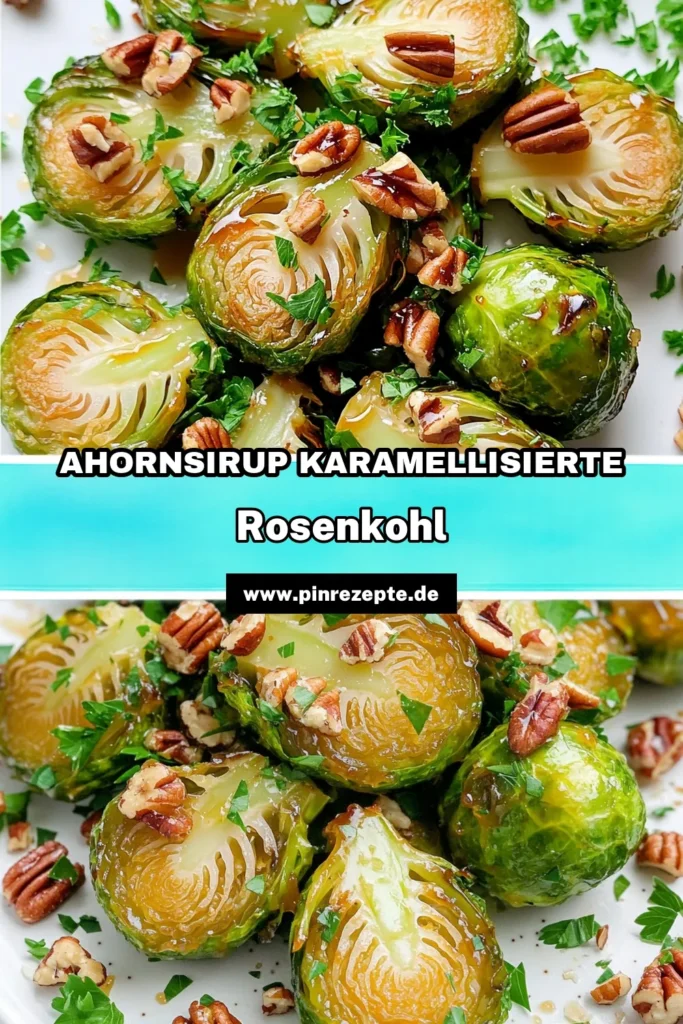 Entdecken Sie diese köstlichen ahornsirup-glasierten Rosenkohl, die perfekt für Ihre nächste Mahlzeit sind! Mit nur wenigen Zutaten wie Olivenöl, reiner Ahornsirup und knackigen Pekannüssen zaubern Sie ein aromatisches Gericht, das einfach zuzubereiten ist. Ideal für ein gesundes Dinner oder als Beilage! Klicken Sie jetzt, um das vollständige Rezept zu erkunden. #AhornsirupGlasierteRosenkohl #GesundeRezepte #VegetarischeGerichte #LeckereBeilagen