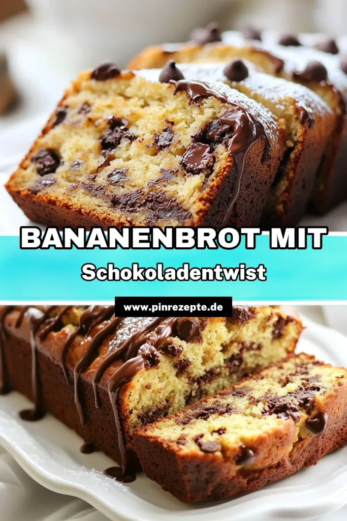 Entdecke das perfekte Rezept für feuchtes Schokoladenstückchen Bananenbrot! Dieses einfaches Bananenbrot Rezept kombiniert reife Bananen mit köstlicher Schokolade und optionalen Walnüssen für einen unvergesslichen Genuss. Verwöhne dich mit diesem leckeren Bananenbrot mit Schokolade, das einfach zuzubereiten ist. Probiere es aus und teile deine Kreation! #Bananenbrot #Schokoladenstückchen #Rezeptideen #BackenFürDieFamilie