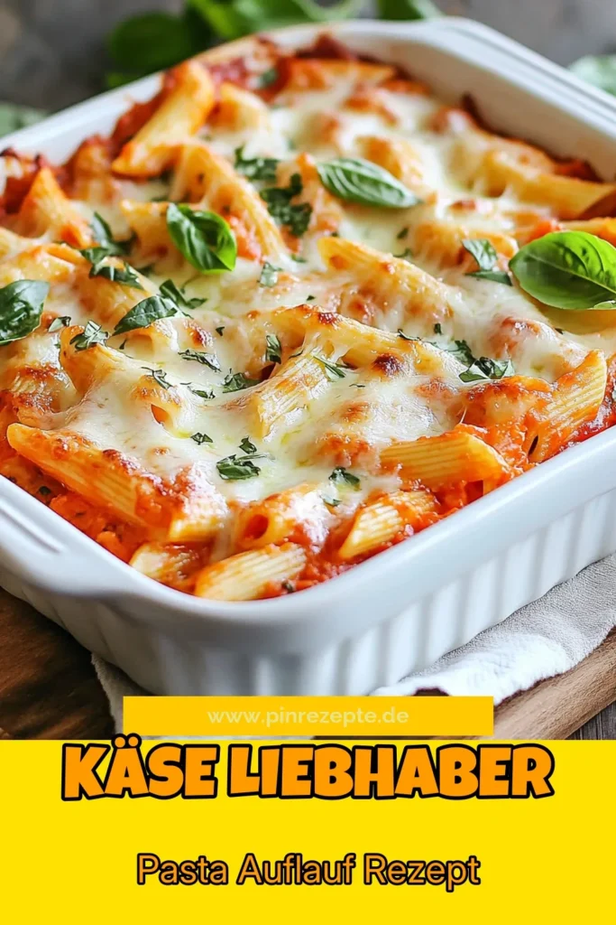 Entdecken Sie das leckere Rezept für Margherita Pasta Auflauf! Dieser einfache Penne-Nudeln Auflauf vereint köstliche italienische Aromen in einem herzhaften Käseauflauf Rezept, das jeden begeistert. Perfekt für ein gemütliches Essen oder als italienisches Nudelgericht für die ganze Familie. Bereiten Sie sich auf ein Geschmackserlebnis vor! Speichern Sie dieses einfache Pasta Rezept und probieren Sie es aus! #PastaAuflauf #Käseauflauf #EinfacheRezepte #ItalienischesEssen
