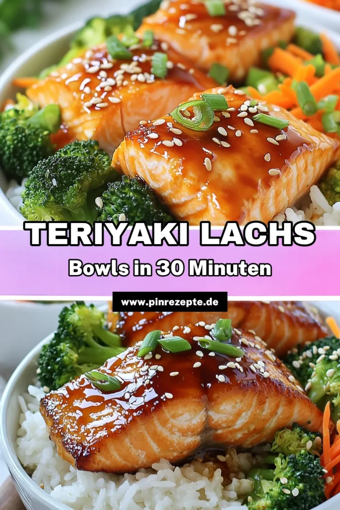 Entdecke unser köstliches Teriyaki-Lachs Rezept, perfekt für Lachs Reis-Bowls! Diese gesunden Lachsgerichte kombinieren zarten Lachs mit einer einfachen Teriyaki-Marinade und fluffigem Jasminreis. Ideal für eine schnelle und nährstoffreiche Mahlzeit. Probiere es aus und teile deine Kreationen! Klicke auf das Bild für die vollständige Anleitung! #TeriyakiLachsRezept #LachsReisBowl #GesundeLachsgerichte #JasminreisRezepte