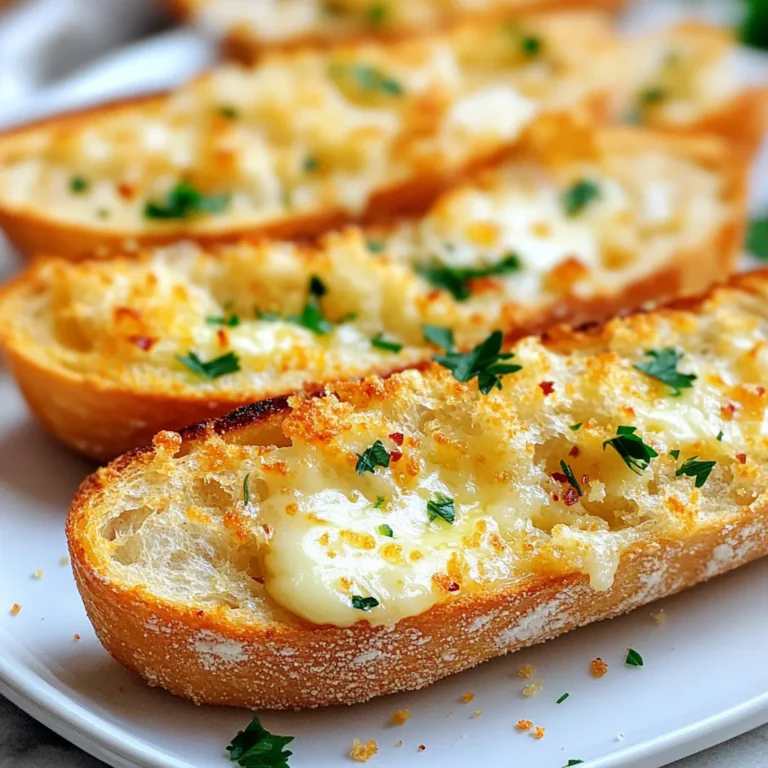 Um dein Knoblauchbrot perfekt zu machen, brauchst du diese Hauptzutaten: - 1 französisches Baguette oder italienisches Brot, halbiert - 120 g ungesalzene Butter, weich - 4 Zehen Knoblauch, fein gehackt - 2 Esslöffel frische Petersilie, fein gehackt - 1 Teelöffel getrockneter Oregano - Salz nach Geschmack Diese Zutaten bilden die Basis für ein leckeres Knoblauchbrot. Die Butter sorgt für einen schönen Geschmack und die Petersilie bringt Farbe. Um dein Knoblauchbrot noch besser zu machen, kannst du folgende optionale Zutaten hinzufügen: - 1/2 Teelöffel rote Pfefferflocken (optional für Schärfe) - 50 g geriebener Parmesan (optional) Die roten Pfefferflocken geben einen kleinen Kick. Der Parmesan macht das Brot noch reichhaltiger und schmackhafter. Die Auswahl des Brotes ist wichtig. Hier sind ein paar Tipps: - Wähle frisches Baguette oder italienisches Brot. - Achte auf eine knusprige Kruste. Das sorgt für die beste Textur. - Vermeide Brot mit zu vielen Zusätzen oder Geschmacksrichtungen. Ein gutes Brot macht dein Knoblauchbrot noch besser! Um das beste Knoblauchbrot zu machen, fangen wir mit der Butter an. Nehmen Sie die weiche Butter und geben Sie sie in eine Schüssel. Fügen Sie dann die fein gehackten Zehen Knoblauch dazu. Knoblauch gibt dem Brot seinen tollen Geschmack. Jetzt kommen die gehackte Petersilie, der Oregano und das Salz dazu. Wenn Sie es scharf mögen, fügen Sie die roten Pfefferflocken hinzu. Mischen Sie alles gut, bis die Zutaten gleichmäßig verteilt sind. Bevor Sie das Brot zubereiten, müssen wir den Airfryer vorheizen. Stellen Sie ihn auf 175 °C ein. Das Vorheizen ist wichtig, damit das Brot gleichmäßig knusprig wird. Während der Airfryer vorheizt, können Sie das Brot vorbereiten. Jetzt ist es Zeit, das Brot vorzubereiten. Nehmen Sie ein französisches Baguette oder italienisches Brot und schneiden Sie es in der Mitte durch. Verbreiten Sie die Knoblauch-Butter-Mischung großzügig auf die Schnittflächen. Wenn Sie Parmesan verwenden, streuen Sie ihn jetzt gleichmäßig auf das bestrichene Brot. Legen Sie die Brot-Hälften mit der Schnittfläche nach oben in den Airfryer-Korb. Achten Sie darauf, dass Sie den Korb nicht überfüllen. Luftfrittieren Sie das Brot für etwa 6-8 Minuten. Überprüfen Sie regelmäßig die Knusprigkeit. Das Brot sollte goldbraun sein und der Käse sollte schmelzen. Nach dem Garen nehmen Sie das Brot heraus und lassen es kurz abkühlen, bevor Sie es in Portionen schneiden. Um die perfekte Knusprigkeit zu erzielen, ist die Temperatur wichtig. Heizen Sie den Airfryer auf 175 °C vor. Diese Hitze sorgt dafür, dass das Brot schnell knusprig wird. Achten Sie darauf, dass die Brot-Hälften nicht überfüllt sind. Dadurch kann die heiße Luft zirkulieren und das Brot gleichmäßig garen. Überprüfen Sie das Brot nach 6 Minuten. Die Ränder sollten goldbraun sein. Wenn Sie mehr Knusprigkeit mögen, lassen Sie es eine weitere Minute im Airfryer. Sie können die Gewürze ganz nach Ihrem Geschmack anpassen. Fügen Sie zum Beispiel frischen Thymian oder Basilikum hinzu. Für mehr Schärfe können Sie mehr rote Pfefferflocken verwenden. Experimentieren Sie auch mit anderen Kräutern. Das gibt jedem Biss eine neue Note. Denken Sie daran, die Menge der Gewürze zu probieren. So finden Sie die perfekte Balance für Ihr Knoblauchbrot. Käse kann Ihr Knoblauchbrot noch besser machen. Parmesan ist eine tolle Wahl. Wenn Sie Käse hinzufügen, streuen Sie ihn auf die Brot-Hälften, nachdem Sie die Butter-Mischung aufgetragen haben. So schmilzt der Käse und wird schön goldbraun. Wenn Sie keinen Parmesan haben, können Sie auch Mozzarella verwenden. Dieser schmilzt wunderbar und macht das Brot besonders lecker. {{image_4}} Mediterranes Knoblauchbrot bringt Sonne auf den Teller. Um diesen Geschmack zu erzielen, füge Olivenöl hinzu. Mische es mit der Butter und dem Knoblauch. Du kannst auch einige schwarze Oliven hacken und unter die Mischung geben. Diese geben einen tollen, salzigen Geschmack. Ein Hauch von Zitronensaft macht das Brot frisch und lebendig. Probiere es aus und erlebe den Unterschied! Für eine vegane Version nimm einfach pflanzliche Butter oder Margarine. Mische sie wie gewohnt mit dem Knoblauch und den Kräutern. Du kannst auch Nusskäse für den Käsegeschmack verwenden. Das Brot wird trotzdem knusprig und lecker. Lass dich nicht von der veganen Option abschrecken. Es ist einfach und sehr schmackhaft. Eine weitere köstliche Variante ist Knoblauchbrot mit Tomaten und Basilikum. Nach dem Bestreichen des Brotes, lege frische Tomatenscheiben darauf. Füge dann frische Basilikumblätter hinzu. Das gibt dem Brot eine tolle Farbe und einen frischen Geschmack. Backe es wie gewohnt im Airfryer. Es wird eine wahre Geschmacksexplosion! Um dein Knoblauchbrot frisch zu halten, lagere es in einem luftdichten Behälter. So bleibt es knusprig. Du kannst auch ein Küchentuch verwenden, um das Brot einzuwickeln. Vermeide den Kühlschrank, da dieser das Brot schnell austrocknet. Am besten ist es, das Brot innerhalb von zwei Tagen zu essen. Wenn du mehr zubereitet hast, friere es ein. Schneide das Brot in Stücke, bevor du es einfrierst. So kannst du portionsweise auftauen. Um dein Knoblauchbrot wieder knusprig zu machen, nutze den Airfryer. Stelle ihn auf 160 °C ein und erhitze das Brot für 3-5 Minuten. Überprüfe das Brot regelmäßig, damit es nicht verbrennt. Du kannst auch den Ofen verwenden. Heize ihn auf 180 °C vor und backe das Brot für 5-7 Minuten. Beide Methoden bringen die Aromen zurück und machen das Brot wieder lecker. Knoblauchbrot bleibt bei richtiger Lagerung bis zu drei Tage frisch. Im Gefrierfach hält es bis zu drei Monate. Achte darauf, die Portionen gut zu verpacken. So kannst du sie einfach entnehmen. Der beste Geschmack ist, wenn du das Brot innerhalb von zwei Tagen nach der Zubereitung isst. So bleibt die Knusprigkeit erhalten. Die Zubereitung von Knoblauchbrot im Airfryer dauert etwa 6-8 Minuten. Heize den Airfryer auf 175 °C vor. Überprüfe das Brot während des Garens, um die Knusprigkeit zu prüfen. Die Ränder sollten goldbraun sein, und der Käse sollte geschmolzen sein, wenn du ihn benutzt. Diese kurze Zeit macht das Rezept schnell und einfach. Ja, du kannst gefrorenes Brot verwenden. Lass das Brot vorher etwas auftauen, damit die Butter gut einziehen kann. Bedenke, dass die Garzeit leicht länger sein kann. Überprüfe das Brot nach 8 Minuten und passe die Zeit nach Bedarf an. So bleibt das Brot lecker und knusprig. Einige tolle Dips für Knoblauchbrot sind: - Marinara-Soße - Pesto - Aioli - Olivenöl mit Balsamico Diese Dips ergänzen den Knoblauchgeschmack perfekt. Probiere verschiedene Kombinationen aus, um deinen Favoriten zu finden. Knoblauchbrot ist einfach lecker und vielseitig. Wir haben die Hauptzutaten und Tipps für den perfekten Geschmack besprochen. Eine Schritt-für-Schritt-Anleitung hilft Ihnen, das Brot richtig zuzubereiten. Sie können verschiedene Variationen ausprobieren, um es spannend zu halten. Vergessen Sie nicht, wie wichtig die Lagerung ist. Richtig lagern sichert die Frische und den Genuss. Wenn Sie diese Tipps befolgen, wird Ihr Knoblauchbrot ein Hit. Genießen Sie es bei Ihrer nächsten Mahlzeit!