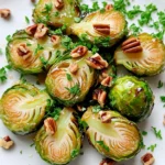 - 450 g Rosenkohl, geputzt und halbiert - 3 Esslöffel Olivenöl - 3 Esslöffel reiner Ahornsirup Die Hauptzutaten sind einfach zu finden. Rosenkohl hat einen tollen Geschmack. Das Olivenöl hilft, die Röstung zu verbessern. Der Ahornsirup bringt eine süße Note. Diese Kombination macht das Gericht besonders. - 1 Teelöffel Knoblauchpulver - ½ Teelöffel Salz - ¼ Teelöffel schwarzer Pfeffer - ¼ Teelöffel rote Pfefferflocken (optional für Schärfe) Die Gewürze bringen den Geschmack hervor. Knoblauchpulver gibt einen starken Geschmack. Salz hebt die Aromen an. Schwarzer Pfeffer sorgt für eine leichte Schärfe. Rote Pfefferflocken sind optional, aber lecker. Sie können das Gericht würziger machen. - 60 g Pekannüsse, grob gehackt - 2 Esslöffel Balsamico-Essig - Frische Petersilie, gehackt (zum Garnieren) Pekannüsse fügen einen knusprigen Biss hinzu. Balsamico-Essig sorgt für eine saure Note, die gut passt. Frische Petersilie gibt Farbe und Frische. Diese Zutaten machen das Gericht noch besser und schöner. Heize deinen Ofen auf 200°C vor. Das sorgt für eine gleichmäßige Hitze. Lege ein Backblech mit Backpapier aus. Das macht die Reinigung leicht. Nimm 450 g geputzten und halbierten Rosenkohl. In einer großen Schüssel vermenge den Rosenkohl mit 3 Esslöffeln Olivenöl, 3 Esslöffeln reinem Ahornsirup, 1 Teelöffel Knoblauchpulver, ½ Teelöffel Salz, ¼ Teelöffel schwarzem Pfeffer und ¼ Teelöffel roten Pfefferflocken, wenn du Schärfe magst. Rühre alles gut um, bis der Rosenkohl gleichmäßig bedeckt ist. Verteile die Rosenkohlhälften auf dem Backblech. Lege sie mit der Schnittseite nach unten. So karamellisieren sie besser. Röste den Rosenkohl für 20 Minuten im Ofen. Nimm das Backblech nach der Zeit heraus. Streue 60 g grob gehackte Pekannüsse über den Rosenkohl. Beträufle alles mit 2 Esslöffeln Balsamico-Essig. Mische vorsichtig, um alles zu kombinieren. Setze das Backblech wieder in den Ofen und röste für weitere 10-15 Minuten. Der Rosenkohl sollte zart und schön karamellisiert sein. Nimm ihn dann aus dem Ofen und lasse ihn kurz abkühlen. Übertrage ihn auf eine Servierplatte. Garniere das Gericht mit gehackter frischer Petersilie. Das gibt Farbe und Frische. Um den Geschmack zu verbessern, können Sie die Gewürze anpassen. Fügen Sie mehr Knoblauchpulver hinzu, wenn Sie es mögen. Für eine süßere Note probieren Sie Honig oder Agavendicksaft. Diese Alternativen bringen neue Aromen in das Gericht. Für eine bessere Karamellisierung ist die Technik wichtig. Achten Sie darauf, dass die Schnittseite des Rosenkohls nach unten zeigt. So bekommen sie eine schöne goldene Farbe. Verwenden Sie ein Backblech aus Metall, da es die Hitze gleichmäßiger verteilt. Ein Blech mit Antihaftbeschichtung hilft ebenfalls, das Ankleben zu vermeiden. Bereiten Sie alles im Voraus vor, um Zeit zu sparen. Schneiden Sie den Rosenkohl und messen Sie die Zutaten vor dem Kochen ab. So bleiben Sie während des Röstens entspannt. Passen Sie die Röstzeiten an Ihren Ofen an, denn nicht alle Öfen sind gleich. Überprüfen Sie den Rosenkohl nach der ersten Röstzeit, um die perfekte Konsistenz zu erreichen. {{image_4}} Für eine andere Textur können Sie Walnüsse oder Mandeln verwenden. Diese Nüsse bringen einen tollen Crunch. Wenn Sie Nüsse nicht mögen, lassen Sie sie einfach weg. So bleibt das Gericht glutenfrei und leicht. Sie können auch getrocknete Früchte hinzufügen. Rosinen oder Cranberries bringen eine süße Note. Eine Mischung aus verschiedenen Gemüsearten ist auch eine gute Idee. Karotten oder Süßkartoffeln passen gut dazu und sorgen für mehr Farbe. Anstelle von Ahornsirup können Sie Honig verwenden. Das gibt dem Gericht eine andere Süße. Experimentieren Sie mit verschiedenen Essigen oder Saucen, um den Geschmack zu variieren. Ein Spritzer Zitronensaft kann auch frische Noten hinzufügen. Bewahre deine Ahornsirup-Glasierte Rosenkohl in einem luftdichten Behälter auf. So bleibt der Rosenkohl frisch. Du kannst ihn bis zu vier Tage im Kühlschrank lagern. Achte darauf, dass die Reste abgekühlt sind, bevor du sie in den Kühlschrank stellst. So vermeidest du Kondenswasser, das die Textur beeinträchtigen kann. Um deinen Rosenkohl einzufrieren, lege ihn zuerst auf ein Backblech und friere ihn für etwa zwei Stunden ein. Danach kannst du die gefrorenen Rosenkohlhälften in einen Gefrierbeutel geben. Diese Methode verhindert, dass die Stücke zusammenkleben. Du kannst den gefrorenen Rosenkohl bis zu sechs Monate lagern. Wenn du ihn wieder aufwärmen möchtest, lege ihn direkt in den Ofen. So bleibt der Geschmack erhalten. Die Reste von Ahornsirup-Glasiertem Rosenkohl sind vielseitig. Du kannst sie in einem Salat verwenden oder als Beilage zu Fleischgerichten servieren. Eine weitere tolle Idee ist, den Rosenkohl in einem Auflauf mit Käse zu kombinieren. So gibst du deinen Gerichten einen neuen Twist. Du kannst auch ein Rührei mit den Resten machen. So wird das Frühstück spannend und lecker. Rosenkohl bleibt frisch für etwa 3 bis 5 Tage im Kühlschrank. Lagere ihn in einem luftdichten Behälter. So bleibt er knackig und lecker. Wenn du ihn etwas länger aufbewahren möchtest, kannst du ihn blanchieren und einfrieren. Ja, gefrorener Rosenkohl ist eine gute Option. Du musst ihn nicht auftauen. Röste ihn einfach direkt aus dem Gefrierfach. Die Garzeit kann etwas länger sein, also achte darauf, dass er gut durch ist. Zu diesem Gericht passen viele Beilagen. Probiere zum Beispiel: - Gegrilltes Hähnchen - Gebratene Kartoffeln - Quinoa-Salat - Reis mit Gemüse Diese Kombinationen harmonieren gut mit dem süßen Geschmack des Rosenkohls. Du hast gelernt, wie du köstlichen, ahornsirup-glasierte Rosenkohl zubereitest. Wir haben die besten Zutaten, Schritte, Tipps und Variationen behandelt. Denke daran, den Rosenkohl gut zu würzen und verschiedene Nüsse auszuprobieren. Der richtige Umgang mit Resten macht das Gericht nachhaltig. Probiere neue Geschmackskombinationen aus und genieße das Kochen! Die Rezepte sind einfach und machen Spaß. Jetzt liegt es an dir, dieses Gericht selbst zu erleben.