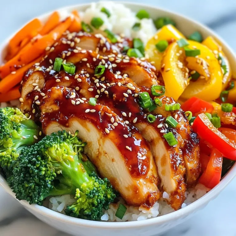 - 2 Hähnchenbrustfilets - Gochujang und Sojasauce - Gemüse (Brokkoli, Karotte, Paprika) Die Hauptzutaten für die Korean Gochujang Chicken Bowls sind einfach. Ich beginne mit zwei Hähnchenbrustfilets. Diese sind mager und leicht zuzubereiten. Du schneidest sie in Scheiben, so dass sie schnell gar werden. Gochujang ist die Seele dieses Gerichts. Diese rote Chilipaste gibt es in jedem asiatischen Laden. Sie hat einen süßen und scharfen Geschmack. Sojasauce bringt salzige und umami Aromen in die Marinade. Für das Gemüse verwende ich Brokkoli, Karotten und Paprika. Diese Farben machen das Gericht lebhaft. Brokkoli ist knackig, Karotten sind süß, und Paprika bringt Frische. - Jasminreis - Frühlingszwiebeln und Sesamsamen Jasminreis ist die perfekte Beilage. Er ist klebrig und passt gut zu der würzigen Sauce. Ich koche ihn einfach auf dem Herd. Frühlingszwiebeln und Sesamsamen sind tolle Garnierungen. Sie geben einen schönen Crunch und Frische. Wenn du sie hinzufügst, sieht das Gericht noch besser aus. - Kalorien, Proteine und Fette pro Portion Jede Portion hat etwa 450 Kalorien. Das Hähnchen liefert viel Protein. Es hat rund 30 Gramm pro Portion. Die Fette kommen von dem Sesamöl. Es sind etwa 10 Gramm Fette pro Portion enthalten. Gesunde, schmackhafte Zutaten machen dieses Gericht zur perfekten Wahl für das Abendessen. {{ingredient_image_2}} Beginne mit der Marinade. Nimm eine Schüssel und vermenge: - 2 Esslöffel Gochujang - 1 Esslöffel Sojasauce - 2 Esslöffel Honig - 1 Esslöffel Sesamöl - 2 fein gehackte Knoblauchzehen - 1 Daumen Stück geriebenen Ingwer Rühre alles gut um, bis du eine glatte Mischung hast. Jetzt ist es Zeit, das Hähnchen vorzubereiten. Nimm 2 Hähnchenbrustfilets, die in Scheiben geschnitten sind, und lege sie in die Marinade. Stelle sicher, dass das Hähnchen gleichmäßig bedeckt ist. Lass es mindestens 30 Minuten marinieren. Für mehr Geschmack kannst du das Hähnchen bis zu 2 Stunden im Kühlschrank lassen. Jetzt kümmere dich um den Reis. Nimm einen mittleren Topf und füge hinzu: - 1 Tasse Jasminreis - 2 Tassen Wasser oder Hühnerbrühe Bringe das Wasser zum Kochen. Reduziere die Hitze und decke den Topf ab. Lass den Reis für etwa 15-20 Minuten köcheln, bis er fluffig ist. Wenn der Reis fertig ist, nimm ihn vom Herd und lasse ihn kurz ruhen. Für das Gemüse erhitze etwas Sesamöl in einer großen Pfanne oder einem Wok. Füge hinzu: - 1 Tasse Brokkoliröschen - 1 Karotte, in feinen Streifen geschnitten - 1 Paprika, in Scheiben geschnitten Brate das Gemüse 5-7 Minuten lang an, bis es zart, aber noch knackig ist. Nimm das Gemüse aus der Pfanne und stelle es beiseite. Jetzt ist es Zeit, das Hähnchen zu braten. Verwende die gleiche Pfanne und füge das marinierte Hähnchen hinzu. Koche es bei mittlerer bis hoher Hitze für etwa 7-10 Minuten. Rühre oft um, bis das Hähnchen gut durchgegart und leicht karamelisiert ist. Jetzt bist du bereit, die Schüsseln anzurichten! Um die besten Aromen zu erreichen, nutze frische Zutaten. Gochujang bringt eine tiefe Schärfe und Süße. Vermeide alte Gewürze, da sie den Geschmack mindern. Probiere auch, etwas geröstetes Sesamöl hinzuzufügen. Das verstärkt den Nussgeschmack und macht das Gericht reichhaltiger. Die Marinierungszeit ist wichtig. Lasse das Hähnchen mindestens 30 Minuten marinieren. Für intensiveren Geschmack, marinieren bis zu 2 Stunden. So zieht die Marinade tief ins Fleisch ein. Das macht das Hähnchen zart und voll im Geschmack. Für dieses Gericht sind einige Utensilien wichtig. Eine große Pfanne oder ein Wok eignet sich gut zum Braten. Verwende einen mittleren Topf für den Reis. Ein Holzlöffel hilft beim Rühren des Hähnchens und Gemüses. Ein gutes Schneidebrett und ein scharfes Messer erleichtern das Schneiden der Zutaten. Profi Tipps Marinierzeit optimieren: Lassen Sie das Hähnchen mindestens 2 Stunden im Kühlschrank marinieren, um den vollen Geschmack der Gewürze zu entfalten. Reis perfekt kochen: Verwenden Sie Hühnerbrühe anstelle von Wasser für mehr Geschmack im Reis. Gemüse frisch halten: Braten Sie das Gemüse erst kurz vor dem Servieren an, damit es knackig bleibt und seine Farben behält. Serviervorschlag: Fügen Sie frische Kräuter wie Koriander oder Minze hinzu, um dem Gericht zusätzlichen Geschmack und Farbe zu verleihen. {{image_4}} Wenn du kein Hähnchen magst oder eine pflanzliche Option suchst, probiere Tofu oder Tempeh. Diese Alternativen nehmen die Marinade gut auf und bringen tollen Geschmack. Du kannst Tofu in Würfel schneiden und in der gleichen Marinade wie das Hähnchen einlegen. Tempeh hat einen nussigen Geschmack, der gut zu Gochujang passt. Beide Optionen sind leicht zuzubereiten und bieten dir eine gesunde Mahlzeit. Du kannst das Rezept mit anderen Gewürzen aufpeppen. Zum Beispiel, füge etwas Knoblauchpulver oder Paprikapulver hinzu, um mehr Tiefe zu erreichen. Wenn du es schärfer magst, kannst du auch Chiliflocken verwenden. Für einen süßeren Geschmack probiere einen Spritzer Limettensaft oder einen Hauch von Koriander. Experimentiere mit verschiedenen Soßen wie Teriyaki oder BBQ, um deinen eigenen Twist zu finden. Die Präsentation ist wichtig! Du kannst die Gochujang-Hähnchenbowls mit frischen Kräutern wie Koriander oder Petersilie dekorieren. Weitere Beilagen könnten Avocado, Radieschen oder sogar eingelegtes Gemüse sein. Denke daran, die Schüsseln bunt zu gestalten, um das Essen noch einladender zu machen. Diese kleinen Details machen dein Gericht nicht nur lecker, sondern auch schön anzusehen. Wenn du Reste hast, lagere sie in einem luftdichten Behälter. Lass das Essen zuerst auf Raumtemperatur abkühlen. Stelle den Behälter dann in den Kühlschrank. Du kannst die Reste auch einfrieren. Teile das Essen in Portionen auf. Das macht das Auftauen einfacher. Im Kühlschrank sind die Reste etwa 3 bis 4 Tage haltbar. Wenn du die Reste eingefroren hast, bleiben sie bis zu 3 Monate frisch. Achte darauf, die Reste gut zu verpacken, um Gefrierbrand zu vermeiden. Um die Reste wieder zu wärmen, benutze die Mikrowelle. Stelle die Mikrowelle auf mittlere Hitze. Decke die Schüssel ab, damit das Essen gleichmäßig warm wird. Rühre das Essen zwischendurch um. So wird alles gleichmäßig heiß. Du kannst das Essen auch in einer Pfanne auf dem Herd erhitzen. Das sorgt für einen besseren Geschmack. Wenn du keinen Gochujang hast, gibt es Alternativen. Du kannst eine Mischung aus scharfer Chilipaste und Miso verwenden. Ein anderes gutes Ersatzprodukt ist Sriracha, gemischt mit ein wenig Honig. Das gibt dir die Süße und Schärfe, die du brauchst. Verwende etwa zwei Esslöffel von jedem, um den Gochujang zu ersetzen. Ja, dieses Gericht hat einen milden bis mittleren Schärfegrad. Gochujang hat eine angenehme Wärme, die nicht zu überwältigend ist. Wenn du es weniger scharf magst, verwende weniger Gochujang. Du kannst auch die Menge an Honig erhöhen, um die Schärfe etwas auszugleichen. Ja, du kannst das Rezept nach deinem Geschmack ändern. Füge dein Lieblingsgemüse hinzu, wie Zucchini oder Erbsen. Wenn du kein Hähnchen magst, kannst du Tofu oder Garnelen verwenden. Für eine glutenfreie Option, ersetze die Sojasauce durch Tamari. Experimentiere mit den Zutaten, um deinen perfekten Gochujang Chicken Bowl zu finden. In diesem Artikel habe ich die wichtigsten Zutaten und Schritte für ein schmackhaftes Hähnchengericht vorgestellt. Wir haben über Marinade, Zubereitung und Garnierungen gesprochen. Zudem gab es Tipps, um den Geschmack zu verbessern und Variationen für Vegetarier. Denken Sie daran, Reste gut zu lagern und beim Erwärmen vorsichtig zu sein. Es gibt viele Wege, dieses Gericht anzupassen. Kochen soll Spaß machen. Probieren Sie verschiedene Zutaten aus und finden Sie Ihren Favoriten!