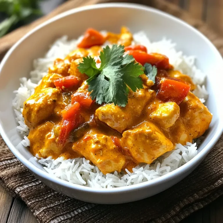 - 900 g Hähnchenbrustfilet, in Stücke geschnitten - 400 g Tomatenpüree - 240 ml Kokosmilch Die Hauptzutaten sind einfach zu finden und sehr lecker. Das Hähnchenbrustfilet macht das Gericht zart. Tomatenpüree sorgt für eine schöne rote Farbe. Kokosmilch gibt dem Gericht eine cremige Konsistenz. - 2 Esslöffel Garam Masala - 1 Esslöffel gemahlener Kreuzkümmel - 1 Teelöffel Chilipulver Die Gewürze sind das Herzstück des Butter-Hühnchens. Garam Masala bringt viele Aromen zusammen. Kreuzkümmel fügt einen warmen Geschmack hinzu. Chilipulver gibt einen kleinen Kick, den du nach Wunsch anpassen kannst. - Gekochter Basmati-Reis - Frischer Koriander Basmati-Reis ist die perfekte Beilage. Er nimmt die Sauce gut auf und macht das Gericht voll. Frischer Koriander bringt Farbe und Frische. Streue ihn einfach vor dem Servieren darüber. {{ingredient_image_2}} Beginne mit der Zwiebel, dem Knoblauch und dem Ingwer. Hacke die Zwiebel fein. Zerdrücke die Knoblauchzehen und reibe den Ingwer. Vermenge alles in einem großen Slow Cooker. Diese Zutaten geben deinem Gericht die Basis und viel Geschmack. Jetzt füge die Hähnchenbruststücke in den Slow Cooker. Nimm 900 g Hähnchenbrustfilet ohne Knochen. Danach gib das Tomatenpüree und die Kokosmilch dazu. Füge auch 4 Esslöffel Butter und die Gewürze hinzu. Du brauchst 2 Esslöffel Garam Masala, 1 Esslöffel Kreuzkümmel, 1 Esslöffel Koriander und 1 Teelöffel Chilipulver. Rühre alles gut durch. So wird das Hähnchen schön gewürzt. Decke den Slow Cooker ab. Du kannst das Gericht auf niedriger Stufe für 6-8 Stunden kochen oder auf hoher Stufe für 3-4 Stunden. Das Hähnchen sollte am Ende zart und gut durchgegart sein. Wenn das Gericht fertig ist, nimm zwei Gabeln und zerrupfe das Hähnchen. Rühre alles nochmals um, damit die Sauce gut verteilt ist. Um die Schärfe anzupassen, starten Sie mit einem Teelöffel Chilipulver. Dies gibt Ihnen eine milde Basis. Schmecken Sie die Sauce während des Kochens ab. Wenn Sie mehr Schärfe wünschen, fügen Sie nach Bedarf zusätzliches Chilipulver hinzu. Sie können auch frische Chilis verwenden. Diese bringen mehr Geschmack und eine angenehme Wärme. Wenn Sie eine dickere Sauce mögen, können Sie dies leicht erreichen. Kochen Sie das Butter-Hühnchen in den letzten 30 Minuten ohne Deckel. So kann die Flüssigkeit verdampfen und die Sauce wird dicker. Rühren Sie gelegentlich um, damit nichts anbrennt. Alternativ können Sie auch einen Teelöffel Maisstärke mit Wasser mischen. Fügen Sie diese Mischung in den Slow Cooker hinzu und rühren Sie gut um. Die Präsentation ist wichtig. Servieren Sie das Butter-Hühnchen in flachen Schalen. Garnieren Sie das Gericht mit frischem Koriander. Ein Spritzer Kokosmilch um das Gericht herum sieht sehr schön aus. Ein paar Limettenschnitze auf der Seite geben einen tollen Kontrast. Dies zieht die Blicke an und macht das Essen noch appetitlicher. Profi-Tipps Hähnchen marinieren: Lassen Sie das Hähnchen vor dem Kochen für mindestens 30 Minuten in einer Mischung aus Joghurt und Gewürzen marinieren, um es noch zarter und geschmackvoller zu machen. Gemüse hinzufügen: Fügen Sie während des Kochens Gemüse wie Paprika, Karotten oder Erbsen hinzu, um mehr Farbe und Nährstoffe in Ihr Gericht zu bringen. Resteverwertung: Verwenden Sie übrig gebliebenes Butter-Hühnchen für Wraps oder Sandwiches am nächsten Tag, um ein schnelles und leckeres Mittagessen zuzubereiten. Kokosmilch variieren: Experimentieren Sie mit verschiedenen Marken von Kokosmilch, da einige cremiger sind als andere und den Geschmack des Gerichts beeinflussen können. {{image_4}} Für eine vegetarische Version des Butter-Hühnchens können Sie Gemüse oder Tofu verwenden. Schneiden Sie Ihr Lieblingsgemüse, wie Zucchini oder Paprika, in kleine Stücke. Sie können auch Tofu verwenden, der gut den Geschmack aufnimmt. Braten Sie alles leicht an, bevor Sie es in den Slow Cooker geben. Dies sorgt für zusätzliche Aromen. Sie können auch Rind- oder Lammfleisch statt Hähnchen verwenden. Schneiden Sie das Fleisch in Würfel und braten Sie es an, bevor Sie es in den Slow Cooker geben. Die Garzeiten können sich leicht ändern. Achten Sie darauf, das Fleisch gut zu prüfen. Es sollte zart und saftig sein. Experimentieren Sie mit verschiedenen Gewürzen, um neue Geschmäcker zu entdecken. Fügen Sie z.B. Zimt oder Nelken hinzu für eine besondere Note. Auch frische Kräuter wie Minze oder Basilikum können einen tollen Geschmack bringen. Seien Sie kreativ und passen Sie die Gewürze nach Ihrem Geschmack an. Butter-Hühnchen bleibt im Kühlschrank bis zu 3 Tage frisch. Verwenden Sie luftdichte Behälter. Diese verhindern Gerüche und halten den Geschmack. Lassen Sie das Gericht vor dem Lagern auf Raumtemperatur abkühlen. Trennen Sie den Reis vom Hühnchen, um die Textur zu erhalten. So bleibt alles schmackhaft. Sie können Butter-Hühnchen bis zu 3 Monate einfrieren. Teilen Sie das Gericht in Portionen auf. Nutzen Sie Gefrierbehälter oder Beutel. Vergessen Sie nicht, das Datum zu markieren. Wenn Sie es aufwärmen, tauen Sie es im Kühlschrank auf. Erhitzen Sie es dann in der Mikrowelle oder auf dem Herd. Fügen Sie etwas Wasser oder Kokosmilch hinzu, um die Sauce wieder cremig zu machen. Das Butter-Hühnchen hält sich im Kühlschrank etwa 3 bis 4 Tage. Achte darauf, es in einem luftdichten Behälter zu lagern. So bleibt das Gericht frisch und lecker. Wenn du länger aufbewahren willst, kannst du es einfrieren. Im Gefrierschrank bleibt es bis zu 3 Monate gut. Lass es einfach im Kühlschrank auftauen, bevor du es wieder erhitzt. Ja, du kannst Kokosmilch durch Sahne ersetzen. Dadurch wird die Sauce cremiger und reichhaltiger. Bedenke, dass der Geschmack anders sein kann. Kokosmilch gibt dem Gericht eine tropische Note, während Sahne milder ist. Du kannst auch eine Mischung aus beiden verwenden. So hast du das Beste aus beiden Welten. Das Rezept ergibt etwa 6 Portionen. Es ist perfekt für eine Familie oder ein Treffen mit Freunden. Falls du weniger Portionen benötigst, kannst du die Menge einfach anpassen. Teile die Zutaten durch zwei, um 3 Portionen zu machen. Wenn du mehr brauchst, verdopple die Zutaten einfach. So hast du immer genug Butter-Hühnchen für alle. In diesem Artikel haben wir alle wichtigen Zutaten und Schritte für das Butter-Hühnchen besprochen. Das Rezept nutzt Hähnchenbrust, Tomatenpüree und Kokosmilch, gewürzt mit Garam Masala und Kreuzkümmel. Du kannst das Gericht ganz nach deinem Geschmack anpassen, z. B. mit vegetarischen Optionen oder anderen Aromen. Denke auch an die Lagerung, um die Frische zu bewahren. Jetzt bist du bereit, ein leckeres Butter-Hühnchen zuzubereiten!