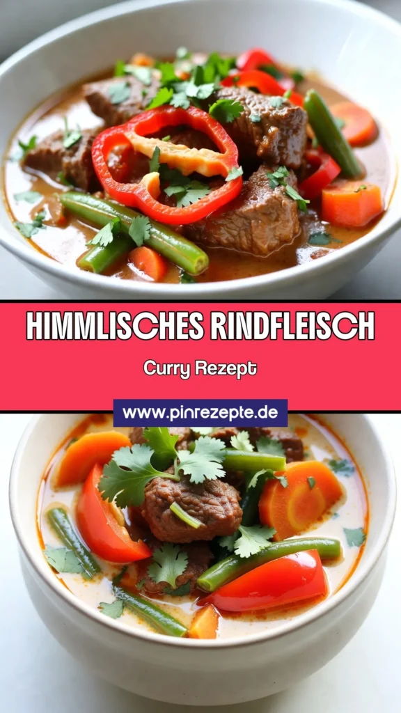 Entdecken Sie das köstliche Rindfleisch-Kokos-Curry, perfekt für langsames Kochen Rindfleisch! Mit cremiger Kokosmilch und vollmundiger roter Currypaste ist dieses asiatische Curryrezept einfach zuzubereiten. Ideal für köstliche Rindfleischgerichte im Slow Cooker, die die ganze Familie lieben wird. Kochen Sie jetzt dieses herzhafte Gericht und genießen Sie eine Geschmacksexplosion! #RindfleischKokosCurry #SlowCooker #CurryMitKokosmilch #AsiatischeCurryrezepte