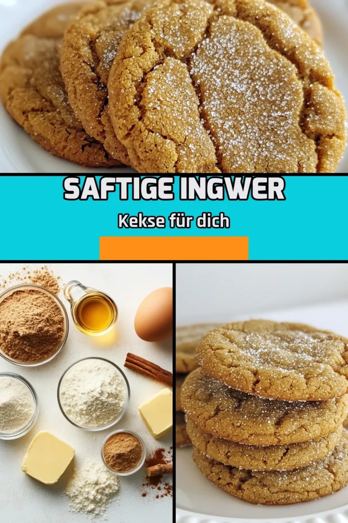 Entdecken Sie das perfekte Rezept für Ingwer-Molasse-Kekse! Diese chewy Kekse sind die idealen Weihnachtskekse, die Ihre Familie begeistern werden. Mit einer köstlichen Mischung aus Gewürzen und Molasse zaubern Sie selbstgemachte Kekse, die jeder lieben wird. Folgen Sie unserem einfachen Molasse Kekse Rezept und genießen Sie die Feiertage mit diesem unwiderstehlichen Leckerbissen. Jetzt ausprobieren und speichern! #IngwerKekse #Weihnachtskekse #selbstgemachteKekse #KekseRezept